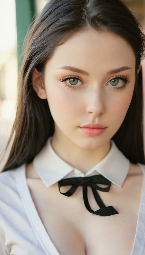 Tags: 21872187, SDXL
{"3": {"inputs": {"seed": 723871283413081, "steps": 64, "cfg": 6.29, "sampler_name": "dpmpp_2m", "scheduler": "karras", "denoise": 1.0, "model": ["27", 0], "positive": ["6", 0], "negative": ["7", 0], "latent_image": ["5", 0]}, "class_type": "KSampler"}, "4": {"inputs": {"ckpt_name": "juggernautxl.safetensors"}, "class_type": "CheckpointLoaderSimple"}, "5": {"inputs": {"width": 768, "height": 1344, "batch_size": 1}, "class_type": "EmptyLatentImage"}, "6": {"inputs": {"text": "28 year old girl, (beautiful eyes:1.00), (seductive facial expression:0.95), (blush:1.11), (slim:1.12), (idol:1.02), (pale skin:1.14), (eyelashes:1.00), (temptress:1.04), (sexy lips:1.11), (cute:1.11), (detailed face:1.06), (seductive pose:1.12), (in a seductive pose:1.03), (large perky breasts:1.00), (cleavage:1.00), (thigh gap:1.02), (school uniform:0.99), choker, busy street, (detailed skin:1.01), (natural looking skin:1.01), (RAW:1.05), (film:1.06), (candid cinema:1.00), (soft lighting:1.09), (skin fuzz:1.05), (portra:1.00)", "clip": ["27", 1]}, "class_type": "CLIPTextEncode"}, "7": {"inputs": {"text": "(open mouth:1.10), (watermark:1.12), (worst quality:1.12), (distorted:1.08), (low resolution:1.07), (bad hands:1.08), (twisted:1.13)", "clip": ["27", 1]}, "class_type": "CLIPTextEncode"}, "8": {"inputs": {"samples": ["3", 0], "vae": ["4", 2]}, "class_type": "VAEDecode"}, "25": {"inputs": {"lora_name": "nudify_xl.safetensors", "strength_model": 0.02, "strength_clip": 0.16, "model": ["4", 0], "clip": ["4", 1]}, "class_type": "LoraLoader"}, "26": {"inputs": {"lora_name": "shirtlift_SDXL_v2.safetensors", "strength_model": 0.09, "strength_clip": 0.08, "model": ["25", 0], "clip": ["25", 1]}, "class_type": "LoraLoader"}, "27": {"inputs": {"lora_name": "PerfectEyesXL.safetensors", "strength_model": 0.15, "strength_clip": 0.19, "model": ["26", 0], "clip": ["26", 1]}, "class_type": "LoraLoader"}, "30": {"inputs": {"model_name": "4x_NMKD-Superscale-SP_178000_G.pth"}, "class_type": "UpscaleModelLoader"}, "31": {"inputs": {"upscale_model": ["30", 0], "image": ["8", 0]}, "class_type": "ImageUpscaleWithModel"}, "32": {"inputs": {"upscale_method": "lanczos", "scale_by": 0.5, "image": ["31", 0]}, "class_type": "ImageScaleBy"}, "33": {"inputs": {"pixels": ["32", 0], "vae": ["4", 2]}, "class_type": "VAEEncode"}, "34": {"inputs": {"seed": 723871283413081, "steps": 64, "cfg": 6.29, "sampler_name": "dpmpp_2m", "scheduler": "karras", "denoise": 0.3, "model": ["27", 0], "positive": ["6", 0], "negative": ["7", 0], "latent_image": ["33", 0]}, "class_type": "KSampler"}, "36": {"inputs": {"samples": ["34", 0], "vae": ["4", 2]}, "class_type": "VAEDecode"}, "39": {"inputs": {"filename_prefix": "comfyapi-1735664636669", "images": ["36", 0]}, "class_type": "SaveImage"}}