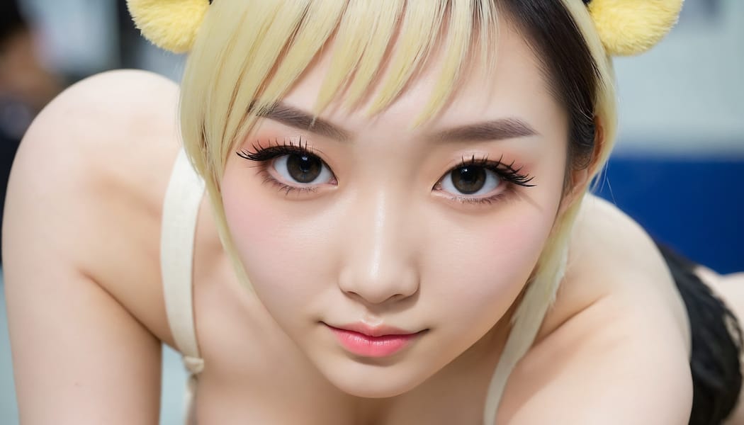 Tags: 21872187, SDXL
{"3": {"inputs": {"seed": 219771044556929, "steps": 32, "cfg": 6.59, "sampler_name": "dpmpp_2m", "scheduler": "karras", "denoise": 1.0, "model": ["27", 0], "positive": ["6", 0], "negative": ["7", 0], "latent_image": ["5", 0]}, "class_type": "KSampler"}, "4": {"inputs": {"ckpt_name": "juggernautXL_v8Rundiffusion.safetensors"}, "class_type": "CheckpointLoaderSimple"}, "5": {"inputs": {"width": 1344, "height": 768, "batch_size": 1}, "class_type": "EmptyLatentImage"}, "6": {"inputs": {"text": "27 year old girl, (chinese:1.00), (ukrainian:1.08), (slim:1.03), (double eyelids:1.10), (seductive facial expression:1.06), (blush:1.05), (temptress:0.98), (seductive pose:0.98), (eyelashes:1.03), (pale skin:1.00), (beautiful eyes:1.08), (detailed face:0.96), (sexy lips:1.04), (idol:1.02), (cute:1.13), (on all fours:1.04), (spreading ass cheeks:1.02), (from behind:1.07), (backboob:1.03), (in a cosplay:1.13) at comiket posing for camera, (textured skin:1.06), (RAW:1.01), (natural looking skin:1.05), (candid cinema:1.01), (detailed skin:1.08), (portra:1.06), (film:1.04), (soft lighting:1.06), (skin fuzz:1.03)", "clip": ["27", 1]}, "class_type": "CLIPTextEncode"}, "7": {"inputs": {"text": "(open mouth:1.09), (bad hands:1.05), (worst quality:1.08), (twisted:1.14), (low resolution:1.14), (watermark:1.08), (distorted:1.14)", "clip": ["27", 1]}, "class_type": "CLIPTextEncode"}, "8": {"inputs": {"samples": ["3", 0], "vae": ["4", 2]}, "class_type": "VAEDecode"}, "25": {"inputs": {"lora_name": "nudify_xl.safetensors", "strength_model": 0.25, "strength_clip": 0.23, "model": ["4", 0], "clip": ["4", 1]}, "class_type": "LoraLoader"}, "26": {"inputs": {"lora_name": "shirtlift_SDXL_v2.safetensors", "strength_model": 0.02, "strength_clip": 0.19, "model": ["25", 0], "clip": ["25", 1]}, "class_type": "LoraLoader"}, "27": {"inputs": {"lora_name": "PerfectEyesXL.safetensors", "strength_model": 0.04, "strength_clip": 0.18, "model": ["26", 0], "clip": ["26", 1]}, "class_type": "LoraLoader"}, "30": {"inputs": {"model_name": "4x_NMKD-Superscale-SP_178000_G.pth"}, "class_type": "UpscaleModelLoader"}, "31": {"inputs": {"upscale_model": ["30", 0], "image": ["8", 0]}, "class_type": "ImageUpscaleWithModel"}, "32": {"inputs": {"upscale_method": "lanczos", "scale_by": 0.5, "image": ["31", 0]}, "class_type": "ImageScaleBy"}, "33": {"inputs": {"pixels": ["32", 0], "vae": ["4", 2]}, "class_type": "VAEEncode"}, "34": {"inputs": {"seed": 219771044556929, "steps": 32, "cfg": 6.59, "sampler_name": "dpmpp_2m", "scheduler": "karras", "denoise": 0.3, "model": ["27", 0], "positive": ["6", 0], "negative": ["7", 0], "latent_image": ["33", 0]}, "class_type": "KSampler"}, "36": {"inputs": {"samples": ["34", 0], "vae": ["4", 2]}, "class_type": "VAEDecode"}, "39": {"inputs": {"filename_prefix": "comfyapi-1707977198897", "images": ["36", 0]}, "class_type": "SaveImage"}}