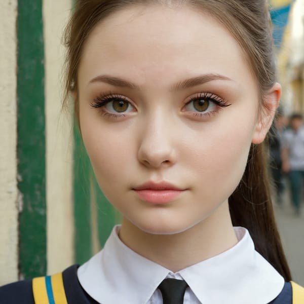 Tags: 21872187, SDXL
{"3": {"inputs": {"seed": 582628645628503, "steps": 64, "cfg": 6.53, "sampler_name": "dpmpp_2m", "scheduler": "karras", "denoise": 1.0, "model": ["27", 0], "positive": ["6", 0], "negative": ["7", 0], "latent_image": ["5", 0]}, "class_type": "KSampler"}, "4": {"inputs": {"ckpt_name": "juggernautxl.safetensors"}, "class_type": "CheckpointLoaderSimple"}, "5": {"inputs": {"width": 1024, "height": 1024, "batch_size": 1}, "class_type": "EmptyLatentImage"}, "6": {"inputs": {"text": "24 year old girl, (ukrainian:1.14), (cute:0.99), (beautiful eyes:0.96), (detailed face:1.13), (slim:1.06), (pale skin:1.14), (eyelashes:1.01), (idol:0.99), (double eyelids:1.05), (blush:1.01), (temptress:1.13), (sexy lips:0.96), (seductive facial expression:0.98), (seductive pose:0.95), (in a seductive pose:1.10), (large perky breasts:1.01), (cleavage:1.12), (thigh gap:1.12), (school uniform:1.09), choker, busy street, (textured skin:1.05), (film:1.02), (candid cinema:1.06), (detailed skin:1.07), (RAW:1.06), (portra:1.01), (skin fuzz:1.01), (soft lighting:1.04), (natural looking skin:1.02)", "clip": ["27", 1]}, "class_type": "CLIPTextEncode"}, "7": {"inputs": {"text": "(open mouth:1.13), (twisted:1.13), (distorted:1.14), (low resolution:1.08), (worst quality:1.06), (bad hands:1.10), (watermark:1.13)", "clip": ["27", 1]}, "class_type": "CLIPTextEncode"}, "8": {"inputs": {"samples": ["3", 0], "vae": ["4", 2]}, "class_type": "VAEDecode"}, "25": {"inputs": {"lora_name": "nudify_xl.safetensors", "strength_model": 0.19, "strength_clip": 0.28, "model": ["4", 0], "clip": ["4", 1]}, "class_type": "LoraLoader"}, "26": {"inputs": {"lora_name": "shirtlift_SDXL_v2.safetensors", "strength_model": 0.08, "strength_clip": 0.17, "model": ["25", 0], "clip": ["25", 1]}, "class_type": "LoraLoader"}, "27": {"inputs": {"lora_name": "PerfectEyesXL.safetensors", "strength_model": 0.0, "strength_clip": 0.04, "model": ["26", 0], "clip": ["26", 1]}, "class_type": "LoraLoader"}, "30": {"inputs": {"model_name": "4x_NMKD-Superscale-SP_178000_G.pth"}, "class_type": "UpscaleModelLoader"}, "31": {"inputs": {"upscale_model": ["30", 0], "image": ["8", 0]}, "class_type": "ImageUpscaleWithModel"}, "32": {"inputs": {"upscale_method": "lanczos", "scale_by": 0.5, "image": ["31", 0]}, "class_type": "ImageScaleBy"}, "33": {"inputs": {"pixels": ["32", 0], "vae": ["4", 2]}, "class_type": "VAEEncode"}, "34": {"inputs": {"seed": 582628645628503, "steps": 64, "cfg": 6.53, "sampler_name": "dpmpp_2m", "scheduler": "karras", "denoise": 0.3, "model": ["27", 0], "positive": ["6", 0], "negative": ["7", 0], "latent_image": ["33", 0]}, "class_type": "KSampler"}, "36": {"inputs": {"samples": ["34", 0], "vae": ["4", 2]}, "class_type": "VAEDecode"}, "39": {"inputs": {"filename_prefix": "comfyapi-1728249644734", "images": ["36", 0]}, "class_type": "SaveImage"}}