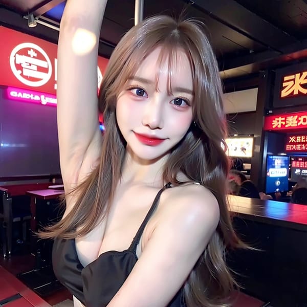 Tags: 21872187
<lora:mix4:0.66>, <lora:JapaneseDollLikeness_v15:0.42>, <lora:koreanDollLikeness:0.35>, <lora:taiwanDollLikeness_v20:0.39>, <lora:YaeMiko_Test:0.58>, (pole dancer:1.16), popular night club, <lora:skirtlift-v4:0.83 <lora:Addams:0.30>, extremely detailed eyes, extremely detailed face, cute, (photorealistic:1.08), sexy lips, seductive smile, double eyelids, eyelashes, pale skin, (thigh gap:1.11), blush, delicate and beautiful girl, 1girl, (stunningly attractive:0.93), (dramatic:1.00)
Negative prompt: paintings, anime, black and white, (worst quality:2.18)
Steps: 32, Sampler: DPM++ 2M Karras, CFG scale: 6.83, Seed: 3456932041, Size: 512x512, Model hash: fc2511737a, Model: chilloutmix_NiPrunedFp32Fix, Seed resize from: -1x-1, Denoising strength: 0.45, Version: v1.2.1, Hires upscale: 2.0, Hires steps: 32, Hires upscaler: ESRGAN_4x