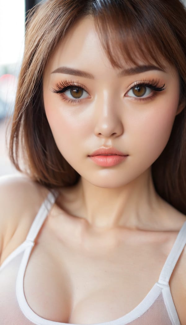 Tags: 21872187, SDXL
{"3": {"inputs": {"seed": 549988451463849, "steps": 64, "cfg": 7.65, "sampler_name": "dpmpp_2m", "scheduler": "karras", "denoise": 1.0, "model": ["27", 0], "positive": ["6", 0], "negative": ["7", 0], "latent_image": ["5", 0]}, "class_type": "KSampler"}, "4": {"inputs": {"ckpt_name": "juggernautxl.safetensors"}, "class_type": "CheckpointLoaderSimple"}, "5": {"inputs": {"width": 768, "height": 1344, "batch_size": 1}, "class_type": "EmptyLatentImage"}, "6": {"inputs": {"text": "24 year old girl, (russian:1.00), (japanese:1.01), (eyelashes:1.09), (beautiful eyes:0.99), (blush:0.95), (pale skin:1.10), (seductive facial expression:0.99), (temptress:1.10), (cute:0.98), (double eyelids:1.10), (detailed face:1.07), (sexy lips:1.13), (seductive pose:1.04), (idol:1.07), (slim:1.12), (in a seductive pose:1.00), (large perky breasts:1.01), (cleavage:1.05), (thigh gap:1.10), (white tanktop:1.00), busy street, (film:1.00), (skin fuzz:1.06), (textured skin:1.02), (natural looking skin:1.05), (detailed skin:1.07), (RAW:1.02), (soft lighting:1.08), (candid cinema:1.03), (portra:1.03)", "clip": ["27", 1]}, "class_type": "CLIPTextEncode"}, "7": {"inputs": {"text": "(worst quality:1.08), (watermark:1.12), (bad hands:1.14), (low resolution:1.09), (open mouth:1.05), (distorted:1.06), (twisted:1.07)", "clip": ["27", 1]}, "class_type": "CLIPTextEncode"}, "8": {"inputs": {"samples": ["3", 0], "vae": ["4", 2]}, "class_type": "VAEDecode"}, "25": {"inputs": {"lora_name": "nudify_xl.safetensors", "strength_model": 0.14, "strength_clip": 0.31, "model": ["4", 0], "clip": ["4", 1]}, "class_type": "LoraLoader"}, "26": {"inputs": {"lora_name": "shirtlift_SDXL_v2.safetensors", "strength_model": 0.09, "strength_clip": 0.01, "model": ["25", 0], "clip": ["25", 1]}, "class_type": "LoraLoader"}, "27": {"inputs": {"lora_name": "PerfectEyesXL.safetensors", "strength_model": 0.18, "strength_clip": 0.18, "model": ["26", 0], "clip": ["26", 1]}, "class_type": "LoraLoader"}, "30": {"inputs": {"model_name": "4x_NMKD-Superscale-SP_178000_G.pth"}, "class_type": "UpscaleModelLoader"}, "31": {"inputs": {"upscale_model": ["30", 0], "image": ["8", 0]}, "class_type": "ImageUpscaleWithModel"}, "32": {"inputs": {"upscale_method": "lanczos", "scale_by": 0.5, "image": ["31", 0]}, "class_type": "ImageScaleBy"}, "33": {"inputs": {"pixels": ["32", 0], "vae": ["4", 2]}, "class_type": "VAEEncode"}, "34": {"inputs": {"seed": 549988451463849, "steps": 64, "cfg": 7.65, "sampler_name": "dpmpp_2m", "scheduler": "karras", "denoise": 0.3, "model": ["27", 0], "positive": ["6", 0], "negative": ["7", 0], "latent_image": ["33", 0]}, "class_type": "KSampler"}, "36": {"inputs": {"samples": ["34", 0], "vae": ["4", 2]}, "class_type": "VAEDecode"}, "39": {"inputs": {"filename_prefix": "comfyapi-1723788494461", "images": ["36", 0]}, "class_type": "SaveImage"}}