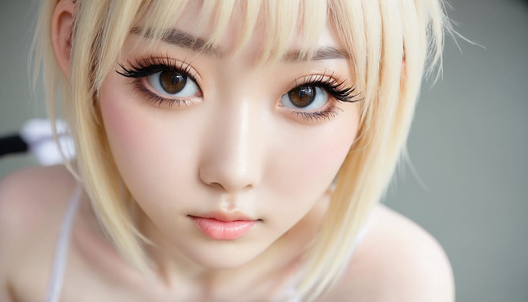 Tags: 21872187, SDXL
{"3": {"inputs": {"seed": 733664511017138, "steps": 32, "cfg": 6.06, "sampler_name": "dpmpp_2m", "scheduler": "karras", "denoise": 1.0, "model": ["27", 0], "positive": ["6", 0], "negative": ["7", 0], "latent_image": ["5", 0]}, "class_type": "KSampler"}, "4": {"inputs": {"ckpt_name": "juggernautxl.safetensors"}, "class_type": "CheckpointLoaderSimple"}, "5": {"inputs": {"width": 1344, "height": 768, "batch_size": 1}, "class_type": "EmptyLatentImage"}, "6": {"inputs": {"text": "19 year old girl, (japanese:1.01), (korean:1.05), (irish:1.08), (idol:0.96), (cute:1.05), (blush:0.99), (seductive facial expression:1.13), (slim:1.02), (sexy lips:1.01), (beautiful eyes:1.13), (eyelashes:1.13), (seductive pose:1.12), (double eyelids:1.05), (detailed face:0.96), (temptress:1.11), (pale skin:1.13), (in a seductive pose:1.14), (large perky breasts:0.96), (cleavage:0.96), (thigh gap:1.13), (in a cosplay:0.95) at comiket posing for camera, (RAW:1.05), (soft lighting:1.04), (detailed skin:1.06), (film:1.02), (natural looking skin:1.06), (portra:1.07), (skin fuzz:1.05), (textured skin:1.03)", "clip": ["27", 1]}, "class_type": "CLIPTextEncode"}, "7": {"inputs": {"text": "(worst quality:1.09), (open mouth:1.13), (watermark:1.14), (bad hands:1.06), (twisted:1.10), (distorted:1.08), (low resolution:1.13)", "clip": ["27", 1]}, "class_type": "CLIPTextEncode"}, "8": {"inputs": {"samples": ["3", 0], "vae": ["4", 2]}, "class_type": "VAEDecode"}, "25": {"inputs": {"lora_name": "nudify_xl.safetensors", "strength_model": 0.11, "strength_clip": 0.04, "model": ["4", 0], "clip": ["4", 1]}, "class_type": "LoraLoader"}, "26": {"inputs": {"lora_name": "shirtlift_SDXL_v2.safetensors", "strength_model": 0.08, "strength_clip": 0.18, "model": ["25", 0], "clip": ["25", 1]}, "class_type": "LoraLoader"}, "27": {"inputs": {"lora_name": "PerfectEyesXL.safetensors", "strength_model": 0.04, "strength_clip": 0.19, "model": ["26", 0], "clip": ["26", 1]}, "class_type": "LoraLoader"}, "30": {"inputs": {"model_name": "4x_NMKD-Superscale-SP_178000_G.pth"}, "class_type": "UpscaleModelLoader"}, "31": {"inputs": {"upscale_model": ["30", 0], "image": ["8", 0]}, "class_type": "ImageUpscaleWithModel"}, "32": {"inputs": {"upscale_method": "lanczos", "scale_by": 0.5, "image": ["31", 0]}, "class_type": "ImageScaleBy"}, "33": {"inputs": {"pixels": ["32", 0], "vae": ["4", 2]}, "class_type": "VAEEncode"}, "34": {"inputs": {"seed": 733664511017138, "steps": 32, "cfg": 6.06, "sampler_name": "dpmpp_2m", "scheduler": "karras", "denoise": 0.3, "model": ["27", 0], "positive": ["6", 0], "negative": ["7", 0], "latent_image": ["33", 0]}, "class_type": "KSampler"}, "36": {"inputs": {"samples": ["34", 0], "vae": ["4", 2]}, "class_type": "VAEDecode"}, "39": {"inputs": {"filename_prefix": "comfyapi-1713683316986", "images": ["36", 0]}, "class_type": "SaveImage"}}