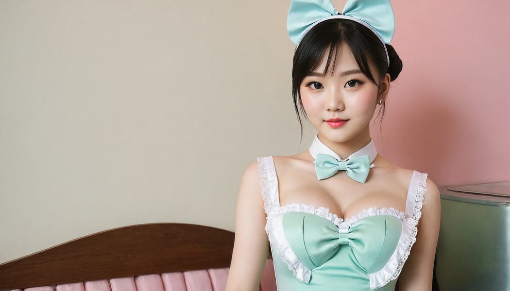 Tags: 21872187, SDXL
{"3": {"inputs": {"seed": 931977197616217, "steps": 32, "cfg": 7.97, "sampler_name": "dpmpp_2m", "scheduler": "karras", "denoise": 1.0, "model": ["27", 0], "positive": ["6", 0], "negative": ["7", 0], "latent_image": ["5", 0]}, "class_type": "KSampler"}, "4": {"inputs": {"ckpt_name": "juggernautXL_v8Rundiffusion.safetensors"}, "class_type": "CheckpointLoaderSimple"}, "5": {"inputs": {"width": 1344, "height": 768, "batch_size": 1}, "class_type": "EmptyLatentImage"}, "6": {"inputs": {"text": "18 year old girl, (taiwanese:0.98), (irish:1.06), (eyelashes:1.06), (double eyelids:0.99), (detailed face:1.09), (sexy lips:1.07), (seductive facial expression:0.98), (slim:1.00), (seductive pose:1.14), (beautiful eyes:1.05), (pale skin:1.01), (cute:0.97), (blush:0.98), (temptress:1.05), (idol:1.06), (in a seductive pose:1.08), (large perky breasts:0.99), (cleavage:1.11), (thigh gap:1.04), in a (skimpy maid costume:1.08) working at a maid cafe, choker, bowtie, headband, pleated skirt, (film:1.04), (portra:1.02), (textured skin:1.04), (soft lighting:1.01), (RAW:1.09), (skin fuzz:1.00), (detailed skin:1.05), (natural looking skin:1.09), (candid cinema:1.01)", "clip": ["27", 1]}, "class_type": "CLIPTextEncode"}, "7": {"inputs": {"text": "(bad hands:1.12), (low resolution:1.11), (distorted:1.14), (open mouth:1.10), (worst quality:1.08), (watermark:1.07), (twisted:1.12)", "clip": ["27", 1]}, "class_type": "CLIPTextEncode"}, "8": {"inputs": {"samples": ["3", 0], "vae": ["4", 2]}, "class_type": "VAEDecode"}, "25": {"inputs": {"lora_name": "nudify_xl.safetensors", "strength_model": 0.13, "strength_clip": 0.38, "model": ["4", 0], "clip": ["4", 1]}, "class_type": "LoraLoader"}, "26": {"inputs": {"lora_name": "shirtlift_SDXL_v2.safetensors", "strength_model": 0.15, "strength_clip": 0.04, "model": ["25", 0], "clip": ["25", 1]}, "class_type": "LoraLoader"}, "27": {"inputs": {"lora_name": "PerfectEyesXL.safetensors", "strength_model": 0.02, "strength_clip": 0.04, "model": ["26", 0], "clip": ["26", 1]}, "class_type": "LoraLoader"}, "30": {"inputs": {"model_name": "4x_NMKD-Superscale-SP_178000_G.pth"}, "class_type": "UpscaleModelLoader"}, "31": {"inputs": {"upscale_model": ["30", 0], "image": ["8", 0]}, "class_type": "ImageUpscaleWithModel"}, "32": {"inputs": {"upscale_method": "lanczos", "scale_by": 0.5, "image": ["31", 0]}, "class_type": "ImageScaleBy"}, "33": {"inputs": {"pixels": ["32", 0], "vae": ["4", 2]}, "class_type": "VAEEncode"}, "34": {"inputs": {"seed": 931977197616217, "steps": 32, "cfg": 7.97, "sampler_name": "dpmpp_2m", "scheduler": "karras", "denoise": 0.3, "model": ["27", 0], "positive": ["6", 0], "negative": ["7", 0], "latent_image": ["33", 0]}, "class_type": "KSampler"}, "36": {"inputs": {"samples": ["34", 0], "vae": ["4", 2]}, "class_type": "VAEDecode"}, "39": {"inputs": {"filename_prefix": "comfyapi-1707631215389", "images": ["36", 0]}, "class_type": "SaveImage"}}