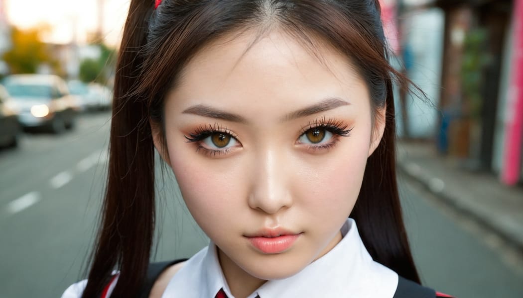 Tags: 21872187, SDXL
{"3": {"inputs": {"seed": 764190654581987, "steps": 32, "cfg": 6.9, "sampler_name": "dpmpp_2m", "scheduler": "karras", "denoise": 1.0, "model": ["27", 0], "positive": ["6", 0], "negative": ["7", 0], "latent_image": ["5", 0]}, "class_type": "KSampler"}, "4": {"inputs": {"ckpt_name": "juggernautxl.safetensors"}, "class_type": "CheckpointLoaderSimple"}, "5": {"inputs": {"width": 1344, "height": 768, "batch_size": 1}, "class_type": "EmptyLatentImage"}, "6": {"inputs": {"text": "22 year old girl, (ukrainian:1.13), (japanese:1.12), (seductive pose:1.10), (beautiful eyes:1.09), (slim:1.05), (seductive facial expression:0.95), (eyelashes:1.12), (blush:0.98), (cute:1.04), (sexy lips:0.99), (detailed face:1.06), (double eyelids:0.96), (temptress:0.96), (pale skin:0.99), (idol:1.07), (in a seductive pose:1.12), (large perky breasts:1.07), (cleavage:1.00), (thigh gap:1.04), (school uniform:0.99), choker, busy street, (portra:1.06), (RAW:1.07), (soft lighting:1.04), (textured skin:1.04), (natural looking skin:1.05), (candid cinema:1.02), (detailed skin:1.09), (film:1.07), (skin fuzz:1.05)", "clip": ["27", 1]}, "class_type": "CLIPTextEncode"}, "7": {"inputs": {"text": "(worst quality:1.07), (low resolution:1.05), (distorted:1.10), (twisted:1.07), (watermark:1.05), (open mouth:1.14)", "clip": ["27", 1]}, "class_type": "CLIPTextEncode"}, "8": {"inputs": {"samples": ["3", 0], "vae": ["4", 2]}, "class_type": "VAEDecode"}, "25": {"inputs": {"lora_name": "nudify_xl.safetensors", "strength_model": 0.22, "strength_clip": 0.23, "model": ["4", 0], "clip": ["4", 1]}, "class_type": "LoraLoader"}, "26": {"inputs": {"lora_name": "shirtlift_SDXL_v2.safetensors", "strength_model": 0.14, "strength_clip": 0.17, "model": ["25", 0], "clip": ["25", 1]}, "class_type": "LoraLoader"}, "27": {"inputs": {"lora_name": "PerfectEyesXL.safetensors", "strength_model": 0.11, "strength_clip": 0.08, "model": ["26", 0], "clip": ["26", 1]}, "class_type": "LoraLoader"}, "30": {"inputs": {"model_name": "4x_NMKD-Superscale-SP_178000_G.pth"}, "class_type": "UpscaleModelLoader"}, "31": {"inputs": {"upscale_model": ["30", 0], "image": ["8", 0]}, "class_type": "ImageUpscaleWithModel"}, "32": {"inputs": {"upscale_method": "lanczos", "scale_by": 0.5, "image": ["31", 0]}, "class_type": "ImageScaleBy"}, "33": {"inputs": {"pixels": ["32", 0], "vae": ["4", 2]}, "class_type": "VAEEncode"}, "34": {"inputs": {"seed": 764190654581987, "steps": 32, "cfg": 6.9, "sampler_name": "dpmpp_2m", "scheduler": "karras", "denoise": 0.3, "model": ["27", 0], "positive": ["6", 0], "negative": ["7", 0], "latent_image": ["33", 0]}, "class_type": "KSampler"}, "36": {"inputs": {"samples": ["34", 0], "vae": ["4", 2]}, "class_type": "VAEDecode"}, "39": {"inputs": {"filename_prefix": "comfyapi-1735045464804", "images": ["36", 0]}, "class_type": "SaveImage"}}