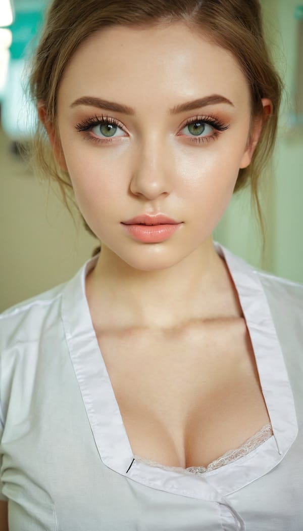 Tags: 21872187, SDXL
{"3": {"inputs": {"seed": 719604712437767, "steps": 32, "cfg": 5.78, "sampler_name": "dpmpp_2m", "scheduler": "karras", "denoise": 1.0, "model": ["27", 0], "positive": ["6", 0], "negative": ["7", 0], "latent_image": ["5", 0]}, "class_type": "KSampler"}, "4": {"inputs": {"ckpt_name": "juggernautxl.safetensors"}, "class_type": "CheckpointLoaderSimple"}, "5": {"inputs": {"width": 768, "height": 1344, "batch_size": 1}, "class_type": "EmptyLatentImage"}, "6": {"inputs": {"text": "24 year old girl, (ukrainian:0.99), (irish:1.11), (cute:1.09), (sexy lips:1.04), (seductive facial expression:1.12), (eyelashes:1.04), (temptress:1.06), (seductive pose:1.08), (blush:0.98), (slim:1.04), (idol:1.11), (detailed face:1.05), (double eyelids:1.03), (pale skin:0.99), (beautiful eyes:1.08), (in a seductive pose:1.07), (large perky breasts:1.00), (cleavage:1.07), (thigh gap:1.03), (nurse in uniform:1.12) working in a hospital ward, (soft lighting:1.05), (textured skin:1.05), (RAW:1.01), (skin fuzz:1.05), (portra:1.07), (natural looking skin:1.03), (candid cinema:1.00), (film:1.07), (detailed skin:1.02)", "clip": ["27", 1]}, "class_type": "CLIPTextEncode"}, "7": {"inputs": {"text": "(watermark:1.07), (bad hands:1.08), (open mouth:1.06), (worst quality:1.11), (distorted:1.13), (low resolution:1.14), (twisted:1.08)", "clip": ["27", 1]}, "class_type": "CLIPTextEncode"}, "8": {"inputs": {"samples": ["3", 0], "vae": ["4", 2]}, "class_type": "VAEDecode"}, "25": {"inputs": {"lora_name": "nudify_xl.safetensors", "strength_model": 0.37, "strength_clip": 0.27, "model": ["4", 0], "clip": ["4", 1]}, "class_type": "LoraLoader"}, "26": {"inputs": {"lora_name": "shirtlift_SDXL_v2.safetensors", "strength_model": 0.06, "strength_clip": 0.14, "model": ["25", 0], "clip": ["25", 1]}, "class_type": "LoraLoader"}, "27": {"inputs": {"lora_name": "PerfectEyesXL.safetensors", "strength_model": 0.01, "strength_clip": 0.09, "model": ["26", 0], "clip": ["26", 1]}, "class_type": "LoraLoader"}, "30": {"inputs": {"model_name": "4x_NMKD-Superscale-SP_178000_G.pth"}, "class_type": "UpscaleModelLoader"}, "31": {"inputs": {"upscale_model": ["30", 0], "image": ["8", 0]}, "class_type": "ImageUpscaleWithModel"}, "32": {"inputs": {"upscale_method": "lanczos", "scale_by": 0.5, "image": ["31", 0]}, "class_type": "ImageScaleBy"}, "33": {"inputs": {"pixels": ["32", 0], "vae": ["4", 2]}, "class_type": "VAEEncode"}, "34": {"inputs": {"seed": 719604712437767, "steps": 32, "cfg": 5.78, "sampler_name": "dpmpp_2m", "scheduler": "karras", "denoise": 0.3, "model": ["27", 0], "positive": ["6", 0], "negative": ["7", 0], "latent_image": ["33", 0]}, "class_type": "KSampler"}, "36": {"inputs": {"samples": ["34", 0], "vae": ["4", 2]}, "class_type": "VAEDecode"}, "39": {"inputs": {"filename_prefix": "comfyapi-1714730408351", "images": ["36", 0]}, "class_type": "SaveImage"}}