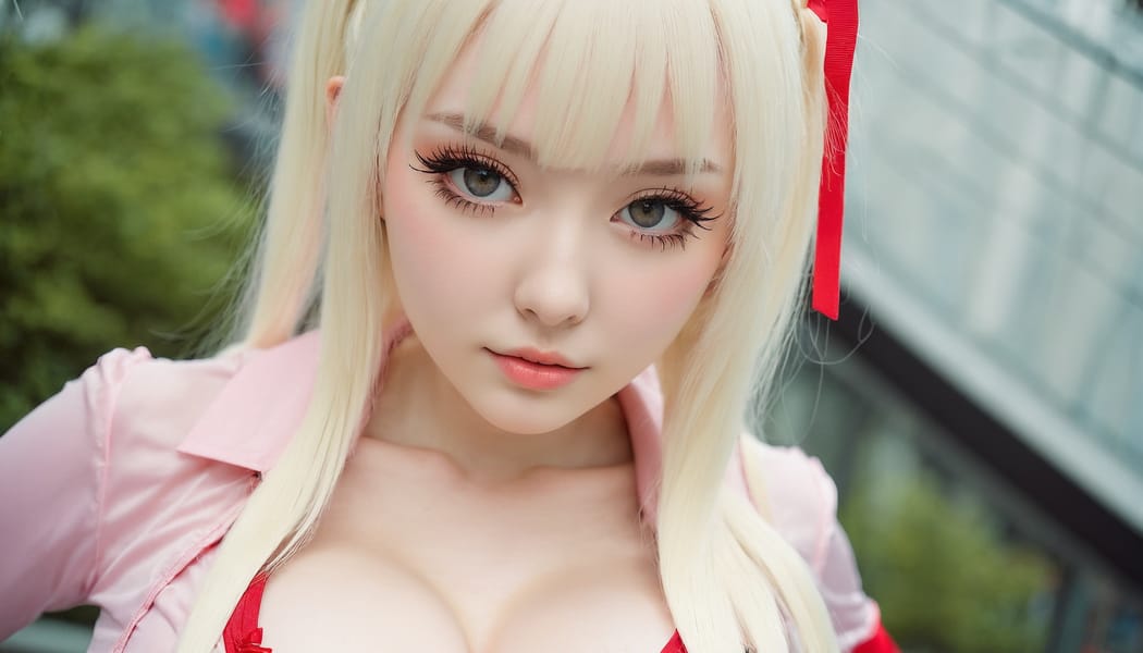 Tags: 21872187, SDXL
{"3": {"inputs": {"seed": 806168804626885, "steps": 64, "cfg": 7.85, "sampler_name": "dpmpp_2m", "scheduler": "karras", "denoise": 1.0, "model": ["27", 0], "positive": ["6", 0], "negative": ["7", 0], "latent_image": ["5", 0]}, "class_type": "KSampler"}, "4": {"inputs": {"ckpt_name": "juggernautxl.safetensors"}, "class_type": "CheckpointLoaderSimple"}, "5": {"inputs": {"width": 1344, "height": 768, "batch_size": 1}, "class_type": "EmptyLatentImage"}, "6": {"inputs": {"text": "20 year old girl, (russian:1.06), (blush:1.07), (slim:0.99), (pale skin:0.95), (cute:0.96), (temptress:1.05), (sexy lips:0.96), (eyelashes:1.01), (idol:1.05), (seductive pose:1.09), (double eyelids:0.99), (in a seductive pose:1.01), (large perky breasts:1.07), (cleavage:1.10), (thigh gap:1.03), (in a cosplay:1.10) at comiket posing for camera, (natural looking skin:1.01), (detailed skin:1.06), (RAW:1.04), (candid cinema:1.05), (textured skin:1.09), (skin fuzz:1.02), (portra:1.08), (soft lighting:1.06), (film:1.00)", "clip": ["27", 1]}, "class_type": "CLIPTextEncode"}, "7": {"inputs": {"text": "(watermark:1.13), (bad hands:1.10), (twisted:1.09), (open mouth:1.09), (low resolution:1.12), (distorted:1.14), (worst quality:1.07)", "clip": ["27", 1]}, "class_type": "CLIPTextEncode"}, "8": {"inputs": {"samples": ["3", 0], "vae": ["4", 2]}, "class_type": "VAEDecode"}, "25": {"inputs": {"lora_name": "nudify_xl.safetensors", "strength_model": 0.13, "strength_clip": 0.28, "model": ["4", 0], "clip": ["4", 1]}, "class_type": "LoraLoader"}, "26": {"inputs": {"lora_name": "shirtlift_SDXL_v2.safetensors", "strength_model": 0.02, "strength_clip": 0.11, "model": ["25", 0], "clip": ["25", 1]}, "class_type": "LoraLoader"}, "27": {"inputs": {"lora_name": "PerfectEyesXL.safetensors", "strength_model": 0.03, "strength_clip": 0.17, "model": ["26", 0], "clip": ["26", 1]}, "class_type": "LoraLoader"}, "30": {"inputs": {"model_name": "4x_NMKD-Superscale-SP_178000_G.pth"}, "class_type": "UpscaleModelLoader"}, "31": {"inputs": {"upscale_model": ["30", 0], "image": ["8", 0]}, "class_type": "ImageUpscaleWithModel"}, "32": {"inputs": {"upscale_method": "lanczos", "scale_by": 0.5, "image": ["31", 0]}, "class_type": "ImageScaleBy"}, "33": {"inputs": {"pixels": ["32", 0], "vae": ["4", 2]}, "class_type": "VAEEncode"}, "34": {"inputs": {"seed": 806168804626885, "steps": 64, "cfg": 7.85, "sampler_name": "dpmpp_2m", "scheduler": "karras", "denoise": 0.3, "model": ["27", 0], "positive": ["6", 0], "negative": ["7", 0], "latent_image": ["33", 0]}, "class_type": "KSampler"}, "36": {"inputs": {"samples": ["34", 0], "vae": ["4", 2]}, "class_type": "VAEDecode"}, "39": {"inputs": {"filename_prefix": "comfyapi-1728054502739", "images": ["36", 0]}, "class_type": "SaveImage"}}