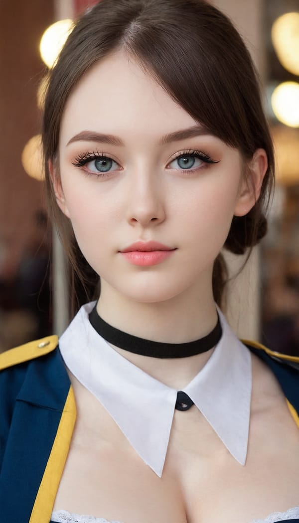 Tags: 21872187, SDXL
{"3": {"inputs": {"seed": 585357138005759, "steps": 64, "cfg": 5.59, "sampler_name": "dpmpp_2m", "scheduler": "karras", "denoise": 1.0, "model": ["27", 0], "positive": ["6", 0], "negative": ["7", 0], "latent_image": ["5", 0]}, "class_type": "KSampler"}, "4": {"inputs": {"ckpt_name": "juggernautXL_v8Rundiffusion.safetensors"}, "class_type": "CheckpointLoaderSimple"}, "5": {"inputs": {"width": 768, "height": 1344, "batch_size": 1}, "class_type": "EmptyLatentImage"}, "6": {"inputs": {"text": "19 year old girl, (ukrainian:0.97), (slim:1.05), (sexy lips:1.09), (idol:1.06), (pale skin:1.12), (blush:1.09), (temptress:1.04), (beautiful eyes:1.03), (seductive facial expression:1.11), (eyelashes:1.14), (double eyelids:1.09), (seductive pose:0.95), (cute:1.14), (detailed face:1.05), (in a seductive pose:1.12), (large perky breasts:0.96), (cleavage:1.10), (thigh gap:1.08), (school uniform:1.03), choker, busy street, (natural looking skin:1.07), (soft lighting:1.05), (film:1.01), (textured skin:1.03), (candid cinema:1.05), (RAW:1.07), (detailed skin:1.01), (portra:1.04), (skin fuzz:1.04)", "clip": ["27", 1]}, "class_type": "CLIPTextEncode"}, "7": {"inputs": {"text": "(open mouth:1.13), (worst quality:1.05), (watermark:1.09), (bad hands:1.12), (low resolution:1.13), (distorted:1.08), (twisted:1.07)", "clip": ["27", 1]}, "class_type": "CLIPTextEncode"}, "8": {"inputs": {"samples": ["3", 0], "vae": ["4", 2]}, "class_type": "VAEDecode"}, "25": {"inputs": {"lora_name": "nudify_xl.safetensors", "strength_model": 0.05, "strength_clip": 0.14, "model": ["4", 0], "clip": ["4", 1]}, "class_type": "LoraLoader"}, "26": {"inputs": {"lora_name": "shirtlift_SDXL_v2.safetensors", "strength_model": 0.01, "strength_clip": 0.07, "model": ["25", 0], "clip": ["25", 1]}, "class_type": "LoraLoader"}, "27": {"inputs": {"lora_name": "PerfectEyesXL.safetensors", "strength_model": 0.07, "strength_clip": 0.13, "model": ["26", 0], "clip": ["26", 1]}, "class_type": "LoraLoader"}, "30": {"inputs": {"model_name": "4x_NMKD-Superscale-SP_178000_G.pth"}, "class_type": "UpscaleModelLoader"}, "31": {"inputs": {"upscale_model": ["30", 0], "image": ["8", 0]}, "class_type": "ImageUpscaleWithModel"}, "32": {"inputs": {"upscale_method": "lanczos", "scale_by": 0.5, "image": ["31", 0]}, "class_type": "ImageScaleBy"}, "33": {"inputs": {"pixels": ["32", 0], "vae": ["4", 2]}, "class_type": "VAEEncode"}, "34": {"inputs": {"seed": 585357138005759, "steps": 64, "cfg": 5.59, "sampler_name": "dpmpp_2m", "scheduler": "karras", "denoise": 0.3, "model": ["27", 0], "positive": ["6", 0], "negative": ["7", 0], "latent_image": ["33", 0]}, "class_type": "KSampler"}, "36": {"inputs": {"samples": ["34", 0], "vae": ["4", 2]}, "class_type": "VAEDecode"}, "39": {"inputs": {"filename_prefix": "comfyapi-1707513449983", "images": ["36", 0]}, "class_type": "SaveImage"}}