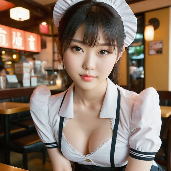 Tags: 21872187, SDXL
{"3": {"inputs": {"seed": 334361204416055, "steps": 32, "cfg": 6.34, "sampler_name": "dpmpp_2m", "scheduler": "karras", "denoise": 1.0, "model": ["27", 0], "positive": ["6", 0], "negative": ["7", 0], "latent_image": ["5", 0]}, "class_type": "KSampler"}, "4": {"inputs": {"ckpt_name": "juggernautxl.safetensors"}, "class_type": "CheckpointLoaderSimple"}, "5": {"inputs": {"width": 1024, "height": 1024, "batch_size": 1}, "class_type": "EmptyLatentImage"}, "6": {"inputs": {"text": "22 year old girl, (japanese:1.14), (idol:1.03), (blush:1.03), (pale skin:0.99), (detailed face:1.11), (seductive pose:1.09), (slim:1.00), (temptress:1.07), (seductive facial expression:1.14), (double eyelids:0.96), (sexy lips:1.06), (cute:1.01), (beautiful eyes:0.99), (perky ass:1.08), (exposed ass:1.12), (looking back:1.07), (sexy ass:1.06), (thigh gap:0.97), (a waitress in uniform:0.98) working at a restaurant, (soft lighting:1.03), (film:1.05), (portra:1.01), (candid cinema:1.02), (natural looking skin:1.09), (skin fuzz:1.01), (detailed skin:1.05), (textured skin:1.00), (RAW:1.00)", "clip": ["27", 1]}, "class_type": "CLIPTextEncode"}, "7": {"inputs": {"text": "(low resolution:1.08), (twisted:1.08), (open mouth:1.13), (distorted:1.06), (bad hands:1.05), (worst quality:1.09), (watermark:1.07)", "clip": ["27", 1]}, "class_type": "CLIPTextEncode"}, "8": {"inputs": {"samples": ["3", 0], "vae": ["4", 2]}, "class_type": "VAEDecode"}, "25": {"inputs": {"lora_name": "nudify_xl.safetensors", "strength_model": 0.12, "strength_clip": 0.06, "model": ["4", 0], "clip": ["4", 1]}, "class_type": "LoraLoader"}, "26": {"inputs": {"lora_name": "shirtlift_SDXL_v2.safetensors", "strength_model": 0.07, "strength_clip": 0.07, "model": ["25", 0], "clip": ["25", 1]}, "class_type": "LoraLoader"}, "27": {"inputs": {"lora_name": "PerfectEyesXL.safetensors", "strength_model": 0.19, "strength_clip": 0.02, "model": ["26", 0], "clip": ["26", 1]}, "class_type": "LoraLoader"}, "30": {"inputs": {"model_name": "4x_NMKD-Superscale-SP_178000_G.pth"}, "class_type": "UpscaleModelLoader"}, "31": {"inputs": {"upscale_model": ["30", 0], "image": ["8", 0]}, "class_type": "ImageUpscaleWithModel"}, "32": {"inputs": {"upscale_method": "lanczos", "scale_by": 0.5, "image": ["31", 0]}, "class_type": "ImageScaleBy"}, "33": {"inputs": {"pixels": ["32", 0], "vae": ["4", 2]}, "class_type": "VAEEncode"}, "34": {"inputs": {"seed": 334361204416055, "steps": 32, "cfg": 6.34, "sampler_name": "dpmpp_2m", "scheduler": "karras", "denoise": 0.3, "model": ["27", 0], "positive": ["6", 0], "negative": ["7", 0], "latent_image": ["33", 0]}, "class_type": "KSampler"}, "36": {"inputs": {"samples": ["34", 0], "vae": ["4", 2]}, "class_type": "VAEDecode"}, "39": {"inputs": {"filename_prefix": "comfyapi-1710022426153", "images": ["36", 0]}, "class_type": "SaveImage"}}