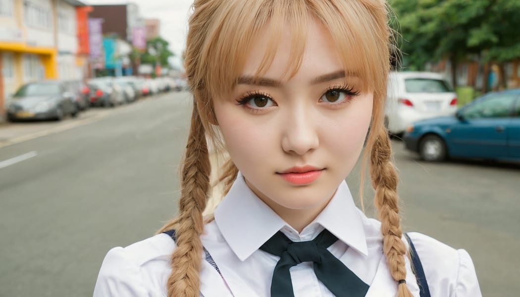 Tags: 21872187, SDXL
{"3": {"inputs": {"seed": 781981378595741, "steps": 64, "cfg": 5.63, "sampler_name": "dpmpp_2m", "scheduler": "karras", "denoise": 1.0, "model": ["27", 0], "positive": ["6", 0], "negative": ["7", 0], "latent_image": ["5", 0]}, "class_type": "KSampler"}, "4": {"inputs": {"ckpt_name": "juggernautxl.safetensors"}, "class_type": "CheckpointLoaderSimple"}, "5": {"inputs": {"width": 1344, "height": 768, "batch_size": 1}, "class_type": "EmptyLatentImage"}, "6": {"inputs": {"text": "24 year old girl, (irish:1.02), (russian:0.97), (korean:1.05), (double eyelids:0.99), (blush:0.99), (detailed face:1.12), (eyelashes:0.98), (slim:1.06), (seductive facial expression:1.05), (sexy lips:1.04), (idol:1.11), (temptress:0.95), (cute:1.10), (seductive pose:0.95), (beautiful eyes:1.10), (pale skin:1.06), (on all fours:0.97), (spreading ass cheeks:1.05), (from behind:1.14), (backboob:1.01), (school uniform:1.13), choker, busy street, (portra:1.00), (RAW:1.01), (textured skin:1.05), (candid cinema:1.08), (soft lighting:1.08), (skin fuzz:1.04), (detailed skin:1.03), (film:1.08), (natural looking skin:1.00)", "clip": ["27", 1]}, "class_type": "CLIPTextEncode"}, "7": {"inputs": {"text": "(distorted:1.11), (watermark:1.11), (worst quality:1.14), (open mouth:1.13), (bad hands:1.05), (low resolution:1.14), (twisted:1.09)", "clip": ["27", 1]}, "class_type": "CLIPTextEncode"}, "8": {"inputs": {"samples": ["3", 0], "vae": ["4", 2]}, "class_type": "VAEDecode"}, "25": {"inputs": {"lora_name": "nudify_xl.safetensors", "strength_model": 0.39, "strength_clip": 0.04, "model": ["4", 0], "clip": ["4", 1]}, "class_type": "LoraLoader"}, "26": {"inputs": {"lora_name": "shirtlift_SDXL_v2.safetensors", "strength_model": 0.18, "strength_clip": 0.18, "model": ["25", 0], "clip": ["25", 1]}, "class_type": "LoraLoader"}, "27": {"inputs": {"lora_name": "PerfectEyesXL.safetensors", "strength_model": 0.06, "strength_clip": 0.13, "model": ["26", 0], "clip": ["26", 1]}, "class_type": "LoraLoader"}, "30": {"inputs": {"model_name": "4x_NMKD-Superscale-SP_178000_G.pth"}, "class_type": "UpscaleModelLoader"}, "31": {"inputs": {"upscale_model": ["30", 0], "image": ["8", 0]}, "class_type": "ImageUpscaleWithModel"}, "32": {"inputs": {"upscale_method": "lanczos", "scale_by": 0.5, "image": ["31", 0]}, "class_type": "ImageScaleBy"}, "33": {"inputs": {"pixels": ["32", 0], "vae": ["4", 2]}, "class_type": "VAEEncode"}, "34": {"inputs": {"seed": 781981378595741, "steps": 64, "cfg": 5.63, "sampler_name": "dpmpp_2m", "scheduler": "karras", "denoise": 0.3, "model": ["27", 0], "positive": ["6", 0], "negative": ["7", 0], "latent_image": ["33", 0]}, "class_type": "KSampler"}, "36": {"inputs": {"samples": ["34", 0], "vae": ["4", 2]}, "class_type": "VAEDecode"}, "39": {"inputs": {"filename_prefix": "comfyapi-1734267907390", "images": ["36", 0]}, "class_type": "SaveImage"}}