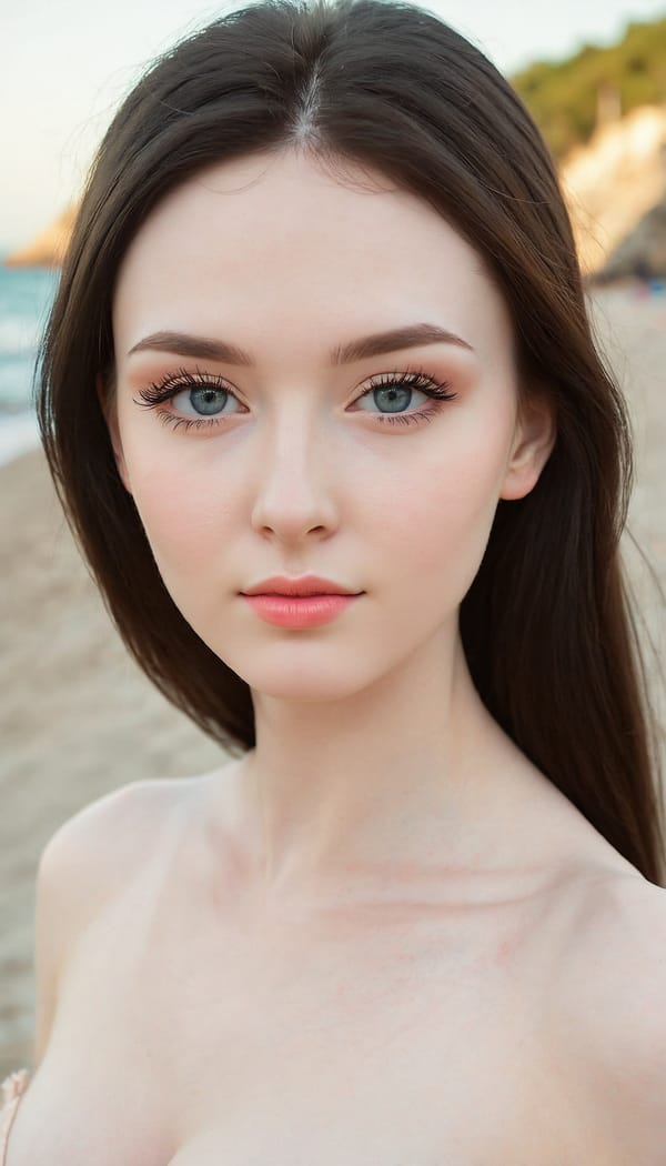 Tags: 21872187, SDXL
{"3": {"inputs": {"seed": 109410566652582, "steps": 32, "cfg": 7.99, "sampler_name": "dpmpp_2m", "scheduler": "karras", "denoise": 1.0, "model": ["27", 0], "positive": ["6", 0], "negative": ["7", 0], "latent_image": ["5", 0]}, "class_type": "KSampler"}, "4": {"inputs": {"ckpt_name": "juggernautXL_v8Rundiffusion.safetensors"}, "class_type": "CheckpointLoaderSimple"}, "5": {"inputs": {"width": 768, "height": 1344, "batch_size": 1}, "class_type": "EmptyLatentImage"}, "6": {"inputs": {"text": "26 year old girl, (ukrainian:0.95), (pale skin:1.13), (seductive facial expression:0.97), (blush:1.05), (beautiful eyes:1.14), (slim:0.98), (eyelashes:1.09), (seductive pose:1.04), (cute:1.08), (temptress:1.08), (double eyelids:1.08), (detailed face:1.04), (sexy lips:1.07), (in a seductive pose:1.01), (large perky breasts:0.98), (cleavage:0.96), (thigh gap:1.11), strolling (nude:0.96) at a beach, (skin fuzz:1.04), (film:1.02), (textured skin:1.04), (candid cinema:1.08), (portra:1.07), (soft lighting:1.02), (RAW:1.01), (detailed skin:1.07), (natural looking skin:1.07)", "clip": ["27", 1]}, "class_type": "CLIPTextEncode"}, "7": {"inputs": {"text": "(watermark:1.14), (bad hands:1.10), (twisted:1.11), (worst quality:1.08), (open mouth:1.08), (low resolution:1.12), (distorted:1.14)", "clip": ["27", 1]}, "class_type": "CLIPTextEncode"}, "8": {"inputs": {"samples": ["3", 0], "vae": ["4", 2]}, "class_type": "VAEDecode"}, "25": {"inputs": {"lora_name": "nudify_xl.safetensors", "strength_model": 0.2, "strength_clip": 0.07, "model": ["4", 0], "clip": ["4", 1]}, "class_type": "LoraLoader"}, "26": {"inputs": {"lora_name": "shirtlift_SDXL_v2.safetensors", "strength_model": 0.04, "strength_clip": 0.02, "model": ["25", 0], "clip": ["25", 1]}, "class_type": "LoraLoader"}, "27": {"inputs": {"lora_name": "PerfectEyesXL.safetensors", "strength_model": 0.14, "strength_clip": 0.06, "model": ["26", 0], "clip": ["26", 1]}, "class_type": "LoraLoader"}, "30": {"inputs": {"model_name": "4x_NMKD-Superscale-SP_178000_G.pth"}, "class_type": "UpscaleModelLoader"}, "31": {"inputs": {"upscale_model": ["30", 0], "image": ["8", 0]}, "class_type": "ImageUpscaleWithModel"}, "32": {"inputs": {"upscale_method": "lanczos", "scale_by": 0.5, "image": ["31", 0]}, "class_type": "ImageScaleBy"}, "33": {"inputs": {"pixels": ["32", 0], "vae": ["4", 2]}, "class_type": "VAEEncode"}, "34": {"inputs": {"seed": 109410566652582, "steps": 32, "cfg": 7.99, "sampler_name": "dpmpp_2m", "scheduler": "karras", "denoise": 0.3, "model": ["27", 0], "positive": ["6", 0], "negative": ["7", 0], "latent_image": ["33", 0]}, "class_type": "KSampler"}, "36": {"inputs": {"samples": ["34", 0], "vae": ["4", 2]}, "class_type": "VAEDecode"}, "39": {"inputs": {"filename_prefix": "comfyapi-1707811835366", "images": ["36", 0]}, "class_type": "SaveImage"}}