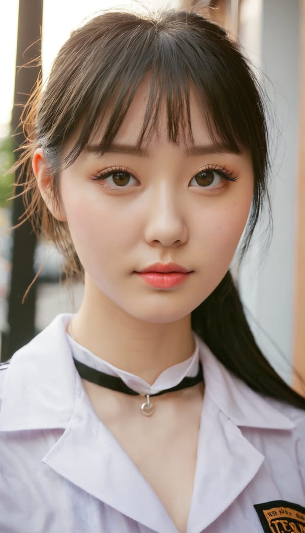 Tags: 21872187, SDXL
{"3": {"inputs": {"seed": 735467316141382, "steps": 32, "cfg": 7.26, "sampler_name": "dpmpp_2m", "scheduler": "karras", "denoise": 1.0, "model": ["27", 0], "positive": ["6", 0], "negative": ["7", 0], "latent_image": ["5", 0]}, "class_type": "KSampler"}, "4": {"inputs": {"ckpt_name": "juggernautxl.safetensors"}, "class_type": "CheckpointLoaderSimple"}, "5": {"inputs": {"width": 768, "height": 1344, "batch_size": 1}, "class_type": "EmptyLatentImage"}, "6": {"inputs": {"text": "28 year old girl, (sexy lips:1.05), (beautiful eyes:1.01), (eyelashes:0.96), (double eyelids:1.10), (slim:1.09), (pale skin:1.12), (blush:1.01), (idol:1.06), (temptress:1.12), (cute:1.08), (seductive facial expression:1.03), (in a seductive pose:0.97), (large perky breasts:0.95), (cleavage:1.02), (thigh gap:1.05), (school uniform:1.05), choker, busy street, (textured skin:1.03), (soft lighting:1.01), (candid cinema:1.00), (film:1.03), (natural looking skin:1.05), (RAW:1.07), (detailed skin:1.09), (skin fuzz:1.09), (portra:1.03)", "clip": ["27", 1]}, "class_type": "CLIPTextEncode"}, "7": {"inputs": {"text": "(worst quality:1.11), (watermark:1.09), (distorted:1.10), (bad hands:1.07), (twisted:1.05), (open mouth:1.14), (low resolution:1.08)", "clip": ["27", 1]}, "class_type": "CLIPTextEncode"}, "8": {"inputs": {"samples": ["3", 0], "vae": ["4", 2]}, "class_type": "VAEDecode"}, "25": {"inputs": {"lora_name": "nudify_xl.safetensors", "strength_model": 0.28, "strength_clip": 0.34, "model": ["4", 0], "clip": ["4", 1]}, "class_type": "LoraLoader"}, "26": {"inputs": {"lora_name": "shirtlift_SDXL_v2.safetensors", "strength_model": 0.18, "strength_clip": 0.01, "model": ["25", 0], "clip": ["25", 1]}, "class_type": "LoraLoader"}, "27": {"inputs": {"lora_name": "PerfectEyesXL.safetensors", "strength_model": 0.12, "strength_clip": 0.09, "model": ["26", 0], "clip": ["26", 1]}, "class_type": "LoraLoader"}, "30": {"inputs": {"model_name": "4x_NMKD-Superscale-SP_178000_G.pth"}, "class_type": "UpscaleModelLoader"}, "31": {"inputs": {"upscale_model": ["30", 0], "image": ["8", 0]}, "class_type": "ImageUpscaleWithModel"}, "32": {"inputs": {"upscale_method": "lanczos", "scale_by": 0.5, "image": ["31", 0]}, "class_type": "ImageScaleBy"}, "33": {"inputs": {"pixels": ["32", 0], "vae": ["4", 2]}, "class_type": "VAEEncode"}, "34": {"inputs": {"seed": 735467316141382, "steps": 32, "cfg": 7.26, "sampler_name": "dpmpp_2m", "scheduler": "karras", "denoise": 0.3, "model": ["27", 0], "positive": ["6", 0], "negative": ["7", 0], "latent_image": ["33", 0]}, "class_type": "KSampler"}, "36": {"inputs": {"samples": ["34", 0], "vae": ["4", 2]}, "class_type": "VAEDecode"}, "39": {"inputs": {"filename_prefix": "comfyapi-1715022002718", "images": ["36", 0]}, "class_type": "SaveImage"}}