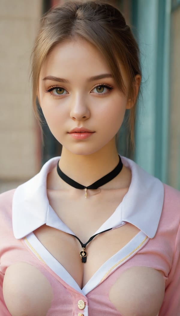 Tags: 21872187, SDXL
{"3": {"inputs": {"seed": 777540396688651, "steps": 32, "cfg": 6.11, "sampler_name": "dpmpp_2m", "scheduler": "karras", "denoise": 1.0, "model": ["27", 0], "positive": ["6", 0], "negative": ["7", 0], "latent_image": ["5", 0]}, "class_type": "KSampler"}, "4": {"inputs": {"ckpt_name": "juggernautxl.safetensors"}, "class_type": "CheckpointLoaderSimple"}, "5": {"inputs": {"width": 768, "height": 1344, "batch_size": 1}, "class_type": "EmptyLatentImage"}, "6": {"inputs": {"text": "19 year old girl, (ukrainian:1.00), (cute:1.10), (detailed face:0.99), (sexy lips:1.00), (slim:1.03), (idol:0.96), (eyelashes:1.00), (temptress:1.09), (seductive pose:1.10), (seductive facial expression:1.14), (blush:1.06), (beautiful eyes:0.96), (double eyelids:1.05), (in a seductive pose:1.00), (large perky breasts:1.10), (cleavage:0.99), (thigh gap:1.05), (school uniform:1.08), choker, busy street, (film:1.00), (RAW:1.06), (portra:1.06), (soft lighting:1.09), (textured skin:1.03), (skin fuzz:1.06), (detailed skin:1.05), (candid cinema:1.01), (natural looking skin:1.01)", "clip": ["27", 1]}, "class_type": "CLIPTextEncode"}, "7": {"inputs": {"text": "(distorted:1.05), (open mouth:1.14), (twisted:1.09), (worst quality:1.11), (low resolution:1.09), (bad hands:1.13), (watermark:1.09)", "clip": ["27", 1]}, "class_type": "CLIPTextEncode"}, "8": {"inputs": {"samples": ["3", 0], "vae": ["4", 2]}, "class_type": "VAEDecode"}, "25": {"inputs": {"lora_name": "nudify_xl.safetensors", "strength_model": 0.25, "strength_clip": 0.38, "model": ["4", 0], "clip": ["4", 1]}, "class_type": "LoraLoader"}, "26": {"inputs": {"lora_name": "shirtlift_SDXL_v2.safetensors", "strength_model": 0.03, "strength_clip": 0.13, "model": ["25", 0], "clip": ["25", 1]}, "class_type": "LoraLoader"}, "27": {"inputs": {"lora_name": "PerfectEyesXL.safetensors", "strength_model": 0.03, "strength_clip": 0.11, "model": ["26", 0], "clip": ["26", 1]}, "class_type": "LoraLoader"}, "30": {"inputs": {"model_name": "4x_NMKD-Superscale-SP_178000_G.pth"}, "class_type": "UpscaleModelLoader"}, "31": {"inputs": {"upscale_model": ["30", 0], "image": ["8", 0]}, "class_type": "ImageUpscaleWithModel"}, "32": {"inputs": {"upscale_method": "lanczos", "scale_by": 0.5, "image": ["31", 0]}, "class_type": "ImageScaleBy"}, "33": {"inputs": {"pixels": ["32", 0], "vae": ["4", 2]}, "class_type": "VAEEncode"}, "34": {"inputs": {"seed": 777540396688651, "steps": 32, "cfg": 6.11, "sampler_name": "dpmpp_2m", "scheduler": "karras", "denoise": 0.3, "model": ["27", 0], "positive": ["6", 0], "negative": ["7", 0], "latent_image": ["33", 0]}, "class_type": "KSampler"}, "36": {"inputs": {"samples": ["34", 0], "vae": ["4", 2]}, "class_type": "VAEDecode"}, "39": {"inputs": {"filename_prefix": "comfyapi-1718699092697", "images": ["36", 0]}, "class_type": "SaveImage"}}