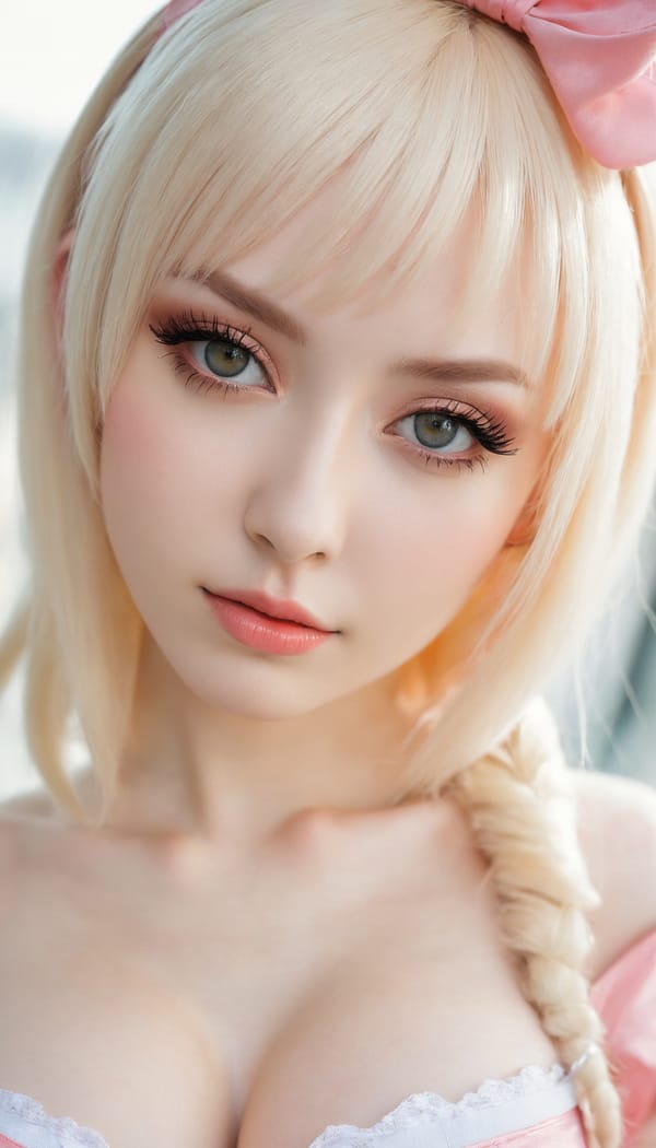 Tags: 21872187, SDXL
{"3": {"inputs": {"seed": 180322057795033, "steps": 32, "cfg": 5.44, "sampler_name": "dpmpp_2m", "scheduler": "karras", "denoise": 1.0, "model": ["27", 0], "positive": ["6", 0], "negative": ["7", 0], "latent_image": ["5", 0]}, "class_type": "KSampler"}, "4": {"inputs": {"ckpt_name": "juggernautxl.safetensors"}, "class_type": "CheckpointLoaderSimple"}, "5": {"inputs": {"width": 768, "height": 1344, "batch_size": 1}, "class_type": "EmptyLatentImage"}, "6": {"inputs": {"text": "28 year old girl, (irish:1.01), (ukrainian:1.07), (russian:1.04), (slim:1.04), (cute:0.95), (temptress:1.07), (pale skin:1.13), (sexy lips:1.00), (double eyelids:1.03), (idol:0.99), (seductive facial expression:1.10), (detailed face:1.02), (blush:1.09), (eyelashes:0.95), (in a seductive pose:1.05), (large perky breasts:1.00), (cleavage:0.97), (thigh gap:0.96), (in a cosplay:0.96) at comiket posing for camera, (skin fuzz:1.08), (RAW:1.06), (textured skin:1.08), (soft lighting:1.08), (detailed skin:1.07), (natural looking skin:1.05), (film:1.09), (portra:1.00), (candid cinema:1.00)", "clip": ["27", 1]}, "class_type": "CLIPTextEncode"}, "7": {"inputs": {"text": "(watermark:1.12), (distorted:1.12), (bad hands:1.06), (twisted:1.13), (worst quality:1.14), (low resolution:1.08), (open mouth:1.05)", "clip": ["27", 1]}, "class_type": "CLIPTextEncode"}, "8": {"inputs": {"samples": ["3", 0], "vae": ["4", 2]}, "class_type": "VAEDecode"}, "25": {"inputs": {"lora_name": "nudify_xl.safetensors", "strength_model": 0.13, "strength_clip": 0.03, "model": ["4", 0], "clip": ["4", 1]}, "class_type": "LoraLoader"}, "26": {"inputs": {"lora_name": "shirtlift_SDXL_v2.safetensors", "strength_model": 0.02, "strength_clip": 0.1, "model": ["25", 0], "clip": ["25", 1]}, "class_type": "LoraLoader"}, "27": {"inputs": {"lora_name": "PerfectEyesXL.safetensors", "strength_model": 0.08, "strength_clip": 0.18, "model": ["26", 0], "clip": ["26", 1]}, "class_type": "LoraLoader"}, "30": {"inputs": {"model_name": "4x_NMKD-Superscale-SP_178000_G.pth"}, "class_type": "UpscaleModelLoader"}, "31": {"inputs": {"upscale_model": ["30", 0], "image": ["8", 0]}, "class_type": "ImageUpscaleWithModel"}, "32": {"inputs": {"upscale_method": "lanczos", "scale_by": 0.5, "image": ["31", 0]}, "class_type": "ImageScaleBy"}, "33": {"inputs": {"pixels": ["32", 0], "vae": ["4", 2]}, "class_type": "VAEEncode"}, "34": {"inputs": {"seed": 180322057795033, "steps": 32, "cfg": 5.44, "sampler_name": "dpmpp_2m", "scheduler": "karras", "denoise": 0.3, "model": ["27", 0], "positive": ["6", 0], "negative": ["7", 0], "latent_image": ["33", 0]}, "class_type": "KSampler"}, "36": {"inputs": {"samples": ["34", 0], "vae": ["4", 2]}, "class_type": "VAEDecode"}, "39": {"inputs": {"filename_prefix": "comfyapi-1734145601093", "images": ["36", 0]}, "class_type": "SaveImage"}}