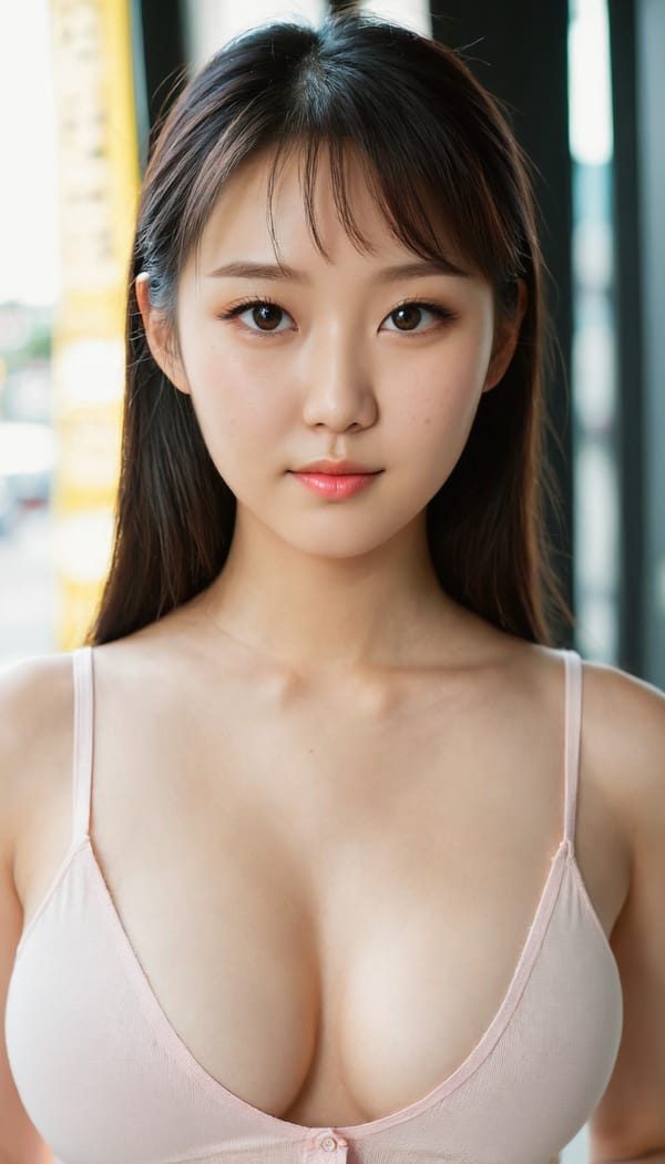 Tags: 21872187, SDXL
{"3": {"inputs": {"seed": 475091588866637, "steps": 32, "cfg": 6.74, "sampler_name": "dpmpp_2m", "scheduler": "karras", "denoise": 1.0, "model": ["27", 0], "positive": ["6", 0], "negative": ["7", 0], "latent_image": ["5", 0]}, "class_type": "KSampler"}, "4": {"inputs": {"ckpt_name": "juggernautXL_v8Rundiffusion.safetensors"}, "class_type": "CheckpointLoaderSimple"}, "5": {"inputs": {"width": 768, "height": 1344, "batch_size": 1}, "class_type": "EmptyLatentImage"}, "6": {"inputs": {"text": "22 year old girl, (irish:1.04), (chinese:1.04), (korean:0.95), (ukrainian:1.04), (taiwanese:1.05), (slim:1.12), (double eyelids:1.09), (idol:1.10), (seductive pose:1.11), (beautiful eyes:1.04), (seductive facial expression:1.01), (eyelashes:1.10), (sexy lips:1.01), (temptress:0.96), (blush:0.98), (cute:1.10), (pale skin:1.09), (in a seductive pose:0.96), (large perky breasts:1.04), (cleavage:1.05), (thigh gap:1.04), (white tanktop:1.05), busy street, (candid cinema:1.06), (RAW:1.03), (film:1.04), (natural looking skin:1.07), (detailed skin:1.09), (soft lighting:1.06), (skin fuzz:1.04), (textured skin:1.02), (portra:1.04)", "clip": ["27", 1]}, "class_type": "CLIPTextEncode"}, "7": {"inputs": {"text": "(worst quality:1.12), (low resolution:1.11), (distorted:1.05), (twisted:1.10), (open mouth:1.07), (watermark:1.10), (bad hands:1.12)", "clip": ["27", 1]}, "class_type": "CLIPTextEncode"}, "8": {"inputs": {"samples": ["3", 0], "vae": ["4", 2]}, "class_type": "VAEDecode"}, "25": {"inputs": {"lora_name": "nudify_xl.safetensors", "strength_model": 0.16, "strength_clip": 0.23, "model": ["4", 0], "clip": ["4", 1]}, "class_type": "LoraLoader"}, "26": {"inputs": {"lora_name": "shirtlift_SDXL_v2.safetensors", "strength_model": 0.01, "strength_clip": 0.12, "model": ["25", 0], "clip": ["25", 1]}, "class_type": "LoraLoader"}, "27": {"inputs": {"lora_name": "PerfectEyesXL.safetensors", "strength_model": 0.12, "strength_clip": 0.16, "model": ["26", 0], "clip": ["26", 1]}, "class_type": "LoraLoader"}, "30": {"inputs": {"model_name": "4x_NMKD-Superscale-SP_178000_G.pth"}, "class_type": "UpscaleModelLoader"}, "31": {"inputs": {"upscale_model": ["30", 0], "image": ["8", 0]}, "class_type": "ImageUpscaleWithModel"}, "32": {"inputs": {"upscale_method": "lanczos", "scale_by": 0.5, "image": ["31", 0]}, "class_type": "ImageScaleBy"}, "33": {"inputs": {"pixels": ["32", 0], "vae": ["4", 2]}, "class_type": "VAEEncode"}, "34": {"inputs": {"seed": 475091588866637, "steps": 32, "cfg": 6.74, "sampler_name": "dpmpp_2m", "scheduler": "karras", "denoise": 0.3, "model": ["27", 0], "positive": ["6", 0], "negative": ["7", 0], "latent_image": ["33", 0]}, "class_type": "KSampler"}, "36": {"inputs": {"samples": ["34", 0], "vae": ["4", 2]}, "class_type": "VAEDecode"}, "39": {"inputs": {"filename_prefix": "comfyapi-1707318740905", "images": ["36", 0]}, "class_type": "SaveImage"}}