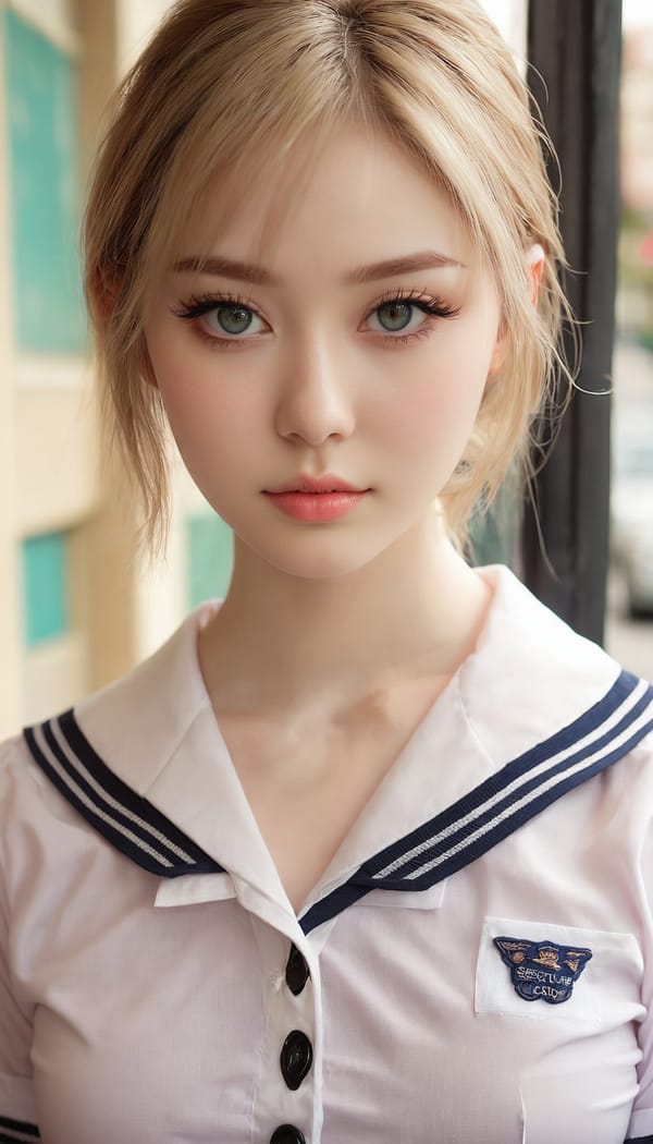 Tags: 21872187, SDXL
{"3": {"inputs": {"seed": 140779002115628, "steps": 64, "cfg": 6.86, "sampler_name": "dpmpp_2m", "scheduler": "karras", "denoise": 1.0, "model": ["27", 0], "positive": ["6", 0], "negative": ["7", 0], "latent_image": ["5", 0]}, "class_type": "KSampler"}, "4": {"inputs": {"ckpt_name": "juggernautxl.safetensors"}, "class_type": "CheckpointLoaderSimple"}, "5": {"inputs": {"width": 768, "height": 1344, "batch_size": 1}, "class_type": "EmptyLatentImage"}, "6": {"inputs": {"text": "20 year old girl, (temptress:0.96), (slim:1.00), (beautiful eyes:1.06), (sexy lips:1.12), (seductive pose:0.99), (eyelashes:1.13), (cute:1.08), (pale skin:1.14), (detailed face:0.96), (seductive facial expression:1.05), (idol:1.14), (blush:1.09), (double eyelids:1.09), (in a seductive pose:1.13), (large perky breasts:0.96), (cleavage:1.02), (thigh gap:1.11), (school uniform:1.03), choker, busy street, (natural looking skin:1.00), (portra:1.03), (skin fuzz:1.06), (detailed skin:1.05), (textured skin:1.03), (soft lighting:1.03), (RAW:1.04), (film:1.04), (candid cinema:1.07)", "clip": ["27", 1]}, "class_type": "CLIPTextEncode"}, "7": {"inputs": {"text": "(open mouth:1.10), (bad hands:1.13), (worst quality:1.09), (low resolution:1.13), (distorted:1.11), (twisted:1.10), (watermark:1.07)", "clip": ["27", 1]}, "class_type": "CLIPTextEncode"}, "8": {"inputs": {"samples": ["3", 0], "vae": ["4", 2]}, "class_type": "VAEDecode"}, "25": {"inputs": {"lora_name": "nudify_xl.safetensors", "strength_model": 0.38, "strength_clip": 0.08, "model": ["4", 0], "clip": ["4", 1]}, "class_type": "LoraLoader"}, "26": {"inputs": {"lora_name": "shirtlift_SDXL_v2.safetensors", "strength_model": 0.0, "strength_clip": 0.17, "model": ["25", 0], "clip": ["25", 1]}, "class_type": "LoraLoader"}, "27": {"inputs": {"lora_name": "PerfectEyesXL.safetensors", "strength_model": 0.04, "strength_clip": 0.06, "model": ["26", 0], "clip": ["26", 1]}, "class_type": "LoraLoader"}, "30": {"inputs": {"model_name": "4x_NMKD-Superscale-SP_178000_G.pth"}, "class_type": "UpscaleModelLoader"}, "31": {"inputs": {"upscale_model": ["30", 0], "image": ["8", 0]}, "class_type": "ImageUpscaleWithModel"}, "32": {"inputs": {"upscale_method": "lanczos", "scale_by": 0.5, "image": ["31", 0]}, "class_type": "ImageScaleBy"}, "33": {"inputs": {"pixels": ["32", 0], "vae": ["4", 2]}, "class_type": "VAEEncode"}, "34": {"inputs": {"seed": 140779002115628, "steps": 64, "cfg": 6.86, "sampler_name": "dpmpp_2m", "scheduler": "karras", "denoise": 0.3, "model": ["27", 0], "positive": ["6", 0], "negative": ["7", 0], "latent_image": ["33", 0]}, "class_type": "KSampler"}, "36": {"inputs": {"samples": ["34", 0], "vae": ["4", 2]}, "class_type": "VAEDecode"}, "39": {"inputs": {"filename_prefix": "comfyapi-1732525480948", "images": ["36", 0]}, "class_type": "SaveImage"}}