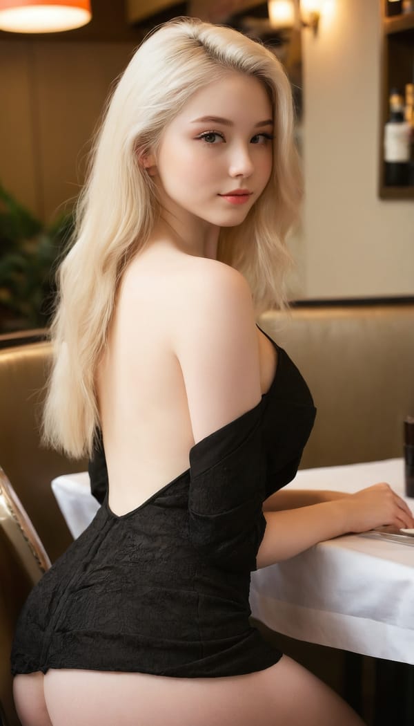 Tags: 21872187, SDXL
{"3": {"inputs": {"seed": 415987487984053, "steps": 64, "cfg": 5.34, "sampler_name": "dpmpp_2m", "scheduler": "karras", "denoise": 1.0, "model": ["27", 0], "positive": ["6", 0], "negative": ["7", 0], "latent_image": ["5", 0]}, "class_type": "KSampler"}, "4": {"inputs": {"ckpt_name": "juggernautxl.safetensors"}, "class_type": "CheckpointLoaderSimple"}, "5": {"inputs": {"width": 768, "height": 1344, "batch_size": 1}, "class_type": "EmptyLatentImage"}, "6": {"inputs": {"text": "21 year old girl, (seductive pose:0.97), (blush:1.11), (sexy lips:1.01), (cute:1.11), (idol:0.99), (eyelashes:1.05), (seductive facial expression:1.11), (beautiful eyes:0.95), (slim:0.95), (pale skin:1.14), (detailed face:1.04), (temptress:1.03), (perky ass:1.09), (exposed ass:1.14), (looking back:1.12), (sexy ass:1.10), (thigh gap:0.97), (wearing a little black dress:0.98) at a fine dining restaurant, (textured skin:1.06), (skin fuzz:1.01), (soft lighting:1.08), (candid cinema:1.05), (detailed skin:1.01), (portra:1.06), (natural looking skin:1.04), (RAW:1.04), (film:1.04)", "clip": ["27", 1]}, "class_type": "CLIPTextEncode"}, "7": {"inputs": {"text": "(distorted:1.06), (bad hands:1.06), (twisted:1.06), (open mouth:1.13), (worst quality:1.14), (low resolution:1.09), (watermark:1.13)", "clip": ["27", 1]}, "class_type": "CLIPTextEncode"}, "8": {"inputs": {"samples": ["3", 0], "vae": ["4", 2]}, "class_type": "VAEDecode"}, "25": {"inputs": {"lora_name": "nudify_xl.safetensors", "strength_model": 0.39, "strength_clip": 0.39, "model": ["4", 0], "clip": ["4", 1]}, "class_type": "LoraLoader"}, "26": {"inputs": {"lora_name": "shirtlift_SDXL_v2.safetensors", "strength_model": 0.05, "strength_clip": 0.09, "model": ["25", 0], "clip": ["25", 1]}, "class_type": "LoraLoader"}, "27": {"inputs": {"lora_name": "PerfectEyesXL.safetensors", "strength_model": 0.02, "strength_clip": 0.11, "model": ["26", 0], "clip": ["26", 1]}, "class_type": "LoraLoader"}, "30": {"inputs": {"model_name": "4x_NMKD-Superscale-SP_178000_G.pth"}, "class_type": "UpscaleModelLoader"}, "31": {"inputs": {"upscale_model": ["30", 0], "image": ["8", 0]}, "class_type": "ImageUpscaleWithModel"}, "32": {"inputs": {"upscale_method": "lanczos", "scale_by": 0.5, "image": ["31", 0]}, "class_type": "ImageScaleBy"}, "33": {"inputs": {"pixels": ["32", 0], "vae": ["4", 2]}, "class_type": "VAEEncode"}, "34": {"inputs": {"seed": 415987487984053, "steps": 64, "cfg": 5.34, "sampler_name": "dpmpp_2m", "scheduler": "karras", "denoise": 0.3, "model": ["27", 0], "positive": ["6", 0], "negative": ["7", 0], "latent_image": ["33", 0]}, "class_type": "KSampler"}, "36": {"inputs": {"samples": ["34", 0], "vae": ["4", 2]}, "class_type": "VAEDecode"}, "39": {"inputs": {"filename_prefix": "comfyapi-1725982171406", "images": ["36", 0]}, "class_type": "SaveImage"}}