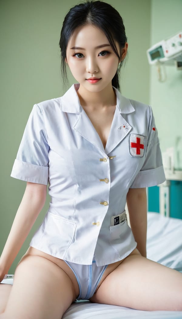 Tags: 21872187, SDXL
{"3": {"inputs": {"seed": 899770995762193, "steps": 32, "cfg": 7.04, "sampler_name": "dpmpp_2m", "scheduler": "karras", "denoise": 1.0, "model": ["27", 0], "positive": ["6", 0], "negative": ["7", 0], "latent_image": ["5", 0]}, "class_type": "KSampler"}, "4": {"inputs": {"ckpt_name": "juggernautxl.safetensors"}, "class_type": "CheckpointLoaderSimple"}, "5": {"inputs": {"width": 768, "height": 1344, "batch_size": 1}, "class_type": "EmptyLatentImage"}, "6": {"inputs": {"text": "18 year old girl, (japanese:0.98), (chinese:1.06), (seductive pose:1.02), (pale skin:0.97), (beautiful eyes:1.02), (idol:1.07), (cute:1.00), (seductive facial expression:1.13), (temptress:1.14), (sexy lips:1.03), (slim:0.99), (eyelashes:1.01), (double eyelids:0.96), (in a seductive pose:1.02), (large perky breasts:1.03), (cleavage:1.12), (thigh gap:1.06), (nurse in uniform:1.10) working in a hospital ward, (detailed skin:1.00), (portra:1.03), (skin fuzz:1.03), (textured skin:1.07), (soft lighting:1.08), (film:1.05), (RAW:1.07), (candid cinema:1.09)", "clip": ["27", 1]}, "class_type": "CLIPTextEncode"}, "7": {"inputs": {"text": "(distorted:1.06), (bad hands:1.05), (open mouth:1.12), (worst quality:1.06), (watermark:1.13), (low resolution:1.05), (twisted:1.13)", "clip": ["27", 1]}, "class_type": "CLIPTextEncode"}, "8": {"inputs": {"samples": ["3", 0], "vae": ["4", 2]}, "class_type": "VAEDecode"}, "25": {"inputs": {"lora_name": "nudify_xl.safetensors", "strength_model": 0.33, "strength_clip": 0.12, "model": ["4", 0], "clip": ["4", 1]}, "class_type": "LoraLoader"}, "26": {"inputs": {"lora_name": "shirtlift_SDXL_v2.safetensors", "strength_model": 0.04, "strength_clip": 0.1, "model": ["25", 0], "clip": ["25", 1]}, "class_type": "LoraLoader"}, "27": {"inputs": {"lora_name": "PerfectEyesXL.safetensors", "strength_model": 0.06, "strength_clip": 0.18, "model": ["26", 0], "clip": ["26", 1]}, "class_type": "LoraLoader"}, "30": {"inputs": {"model_name": "4x_NMKD-Superscale-SP_178000_G.pth"}, "class_type": "UpscaleModelLoader"}, "31": {"inputs": {"upscale_model": ["30", 0], "image": ["8", 0]}, "class_type": "ImageUpscaleWithModel"}, "32": {"inputs": {"upscale_method": "lanczos", "scale_by": 0.5, "image": ["31", 0]}, "class_type": "ImageScaleBy"}, "33": {"inputs": {"pixels": ["32", 0], "vae": ["4", 2]}, "class_type": "VAEEncode"}, "34": {"inputs": {"seed": 899770995762193, "steps": 32, "cfg": 7.04, "sampler_name": "dpmpp_2m", "scheduler": "karras", "denoise": 0.3, "model": ["27", 0], "positive": ["6", 0], "negative": ["7", 0], "latent_image": ["33", 0]}, "class_type": "KSampler"}, "36": {"inputs": {"samples": ["34", 0], "vae": ["4", 2]}, "class_type": "VAEDecode"}, "39": {"inputs": {"filename_prefix": "comfyapi-1717485951951", "images": ["36", 0]}, "class_type": "SaveImage"}}