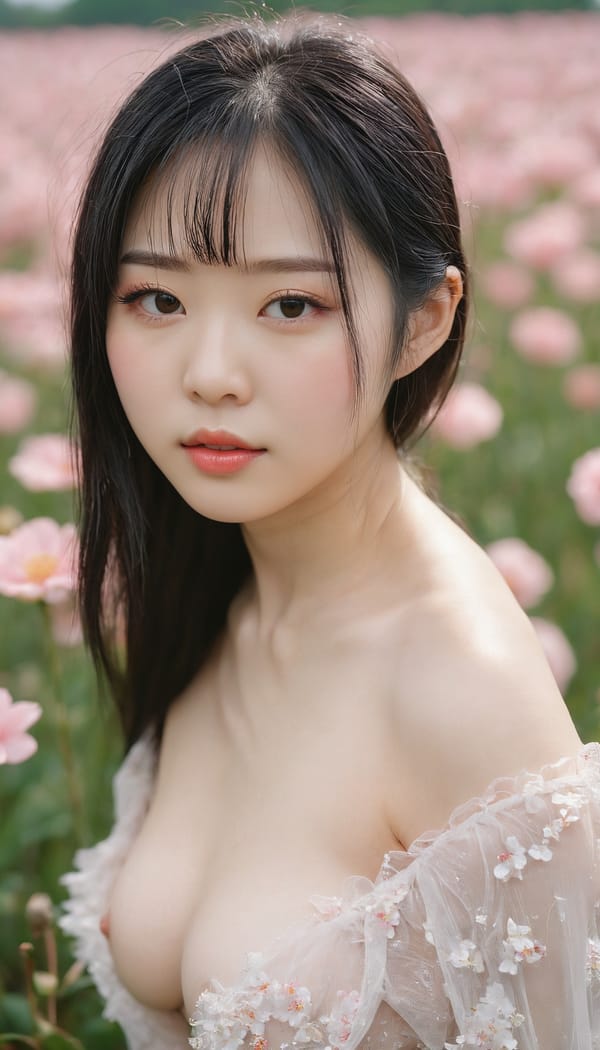 Tags: 21872187, SDXL
{"3": {"inputs": {"seed": 717512784816098, "steps": 32, "cfg": 5.5, "sampler_name": "dpmpp_2m", "scheduler": "karras", "denoise": 1.0, "model": ["27", 0], "positive": ["6", 0], "negative": ["7", 0], "latent_image": ["5", 0]}, "class_type": "KSampler"}, "4": {"inputs": {"ckpt_name": "juggernautxl.safetensors"}, "class_type": "CheckpointLoaderSimple"}, "5": {"inputs": {"width": 768, "height": 1344, "batch_size": 1}, "class_type": "EmptyLatentImage"}, "6": {"inputs": {"text": "19 year old girl, (chinese:1.02), (japanese:1.14), (pale skin:1.05), (detailed face:1.06), (seductive pose:1.14), (temptress:1.13), (idol:0.98), (double eyelids:1.11), (eyelashes:0.95), (blush:1.00), (seductive facial expression:1.05), (cute:1.08), (slim:1.10), (beautiful eyes:0.96), (sexy lips:1.09), (on all fours:1.03), (spreading ass cheeks:1.12), (from behind:0.95), (backboob:1.10), wearing (translucent clothes:0.99) on a flower field, (candid cinema:1.09), (skin fuzz:1.07), (film:1.03), (RAW:1.04), (textured skin:1.04), (portra:1.04), (soft lighting:1.08), (detailed skin:1.02), (natural looking skin:1.02)", "clip": ["27", 1]}, "class_type": "CLIPTextEncode"}, "7": {"inputs": {"text": "(distorted:1.13), (bad hands:1.14), (twisted:1.10), (watermark:1.06), (open mouth:1.09), (worst quality:1.09), (low resolution:1.06)", "clip": ["27", 1]}, "class_type": "CLIPTextEncode"}, "8": {"inputs": {"samples": ["3", 0], "vae": ["4", 2]}, "class_type": "VAEDecode"}, "25": {"inputs": {"lora_name": "nudify_xl.safetensors", "strength_model": 0.16, "strength_clip": 0.15, "model": ["4", 0], "clip": ["4", 1]}, "class_type": "LoraLoader"}, "26": {"inputs": {"lora_name": "shirtlift_SDXL_v2.safetensors", "strength_model": 0.07, "strength_clip": 0.03, "model": ["25", 0], "clip": ["25", 1]}, "class_type": "LoraLoader"}, "27": {"inputs": {"lora_name": "PerfectEyesXL.safetensors", "strength_model": 0.16, "strength_clip": 0.08, "model": ["26", 0], "clip": ["26", 1]}, "class_type": "LoraLoader"}, "30": {"inputs": {"model_name": "4x_NMKD-Superscale-SP_178000_G.pth"}, "class_type": "UpscaleModelLoader"}, "31": {"inputs": {"upscale_model": ["30", 0], "image": ["8", 0]}, "class_type": "ImageUpscaleWithModel"}, "32": {"inputs": {"upscale_method": "lanczos", "scale_by": 0.5, "image": ["31", 0]}, "class_type": "ImageScaleBy"}, "33": {"inputs": {"pixels": ["32", 0], "vae": ["4", 2]}, "class_type": "VAEEncode"}, "34": {"inputs": {"seed": 717512784816098, "steps": 32, "cfg": 5.5, "sampler_name": "dpmpp_2m", "scheduler": "karras", "denoise": 0.3, "model": ["27", 0], "positive": ["6", 0], "negative": ["7", 0], "latent_image": ["33", 0]}, "class_type": "KSampler"}, "36": {"inputs": {"samples": ["34", 0], "vae": ["4", 2]}, "class_type": "VAEDecode"}, "39": {"inputs": {"filename_prefix": "comfyapi-1726150498404", "images": ["36", 0]}, "class_type": "SaveImage"}}