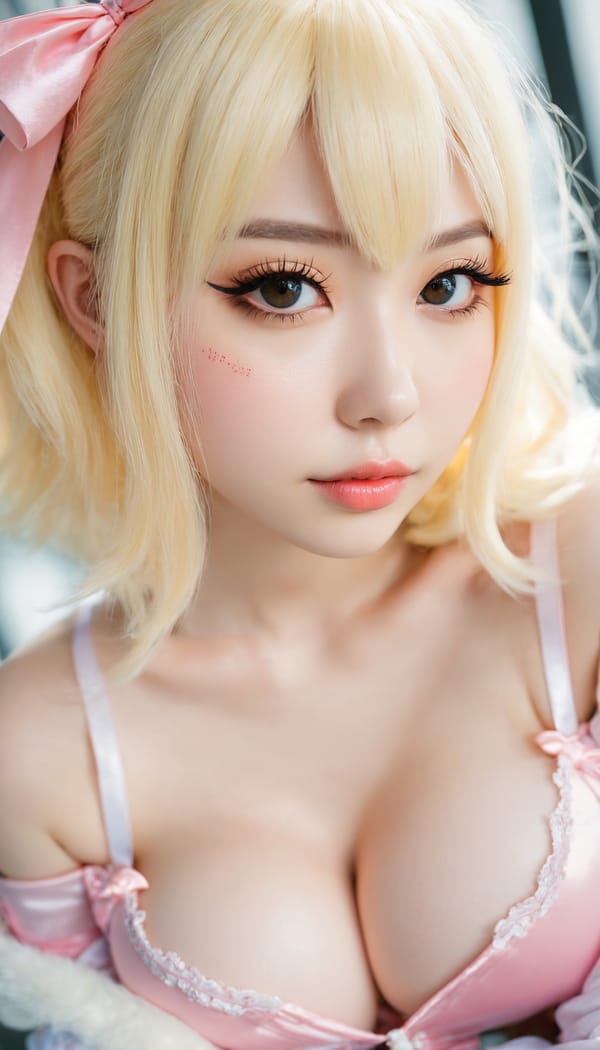 Tags: 21872187, SDXL
{"3": {"inputs": {"seed": 592305924047944, "steps": 32, "cfg": 6.68, "sampler_name": "dpmpp_2m", "scheduler": "karras", "denoise": 1.0, "model": ["27", 0], "positive": ["6", 0], "negative": ["7", 0], "latent_image": ["5", 0]}, "class_type": "KSampler"}, "4": {"inputs": {"ckpt_name": "juggernautxl.safetensors"}, "class_type": "CheckpointLoaderSimple"}, "5": {"inputs": {"width": 768, "height": 1344, "batch_size": 1}, "class_type": "EmptyLatentImage"}, "6": {"inputs": {"text": "27 year old girl, (cute:1.01), (sexy lips:1.06), (pale skin:1.01), (seductive pose:1.08), (double eyelids:1.07), (blush:0.97), (idol:1.05), (slim:1.12), (detailed face:1.05), (seductive facial expression:1.01), (eyelashes:0.95), (beautiful eyes:1.02), (temptress:1.11), (in a seductive pose:0.96), (large perky breasts:0.96), (cleavage:1.04), (thigh gap:1.08), (in a cosplay:1.07) at comiket posing for camera, (RAW:1.03), (natural looking skin:1.02), (skin fuzz:1.00), (detailed skin:1.05), (candid cinema:1.09), (film:1.08), (textured skin:1.09), (soft lighting:1.03), (portra:1.03)", "clip": ["27", 1]}, "class_type": "CLIPTextEncode"}, "7": {"inputs": {"text": "(bad hands:1.14), (low resolution:1.14), (watermark:1.08), (open mouth:1.14), (distorted:1.10), (worst quality:1.11), (twisted:1.11)", "clip": ["27", 1]}, "class_type": "CLIPTextEncode"}, "8": {"inputs": {"samples": ["3", 0], "vae": ["4", 2]}, "class_type": "VAEDecode"}, "25": {"inputs": {"lora_name": "nudify_xl.safetensors", "strength_model": 0.05, "strength_clip": 0.37, "model": ["4", 0], "clip": ["4", 1]}, "class_type": "LoraLoader"}, "26": {"inputs": {"lora_name": "shirtlift_SDXL_v2.safetensors", "strength_model": 0.02, "strength_clip": 0.07, "model": ["25", 0], "clip": ["25", 1]}, "class_type": "LoraLoader"}, "27": {"inputs": {"lora_name": "PerfectEyesXL.safetensors", "strength_model": 0.05, "strength_clip": 0.16, "model": ["26", 0], "clip": ["26", 1]}, "class_type": "LoraLoader"}, "30": {"inputs": {"model_name": "4x_NMKD-Superscale-SP_178000_G.pth"}, "class_type": "UpscaleModelLoader"}, "31": {"inputs": {"upscale_model": ["30", 0], "image": ["8", 0]}, "class_type": "ImageUpscaleWithModel"}, "32": {"inputs": {"upscale_method": "lanczos", "scale_by": 0.5, "image": ["31", 0]}, "class_type": "ImageScaleBy"}, "33": {"inputs": {"pixels": ["32", 0], "vae": ["4", 2]}, "class_type": "VAEEncode"}, "34": {"inputs": {"seed": 592305924047944, "steps": 32, "cfg": 6.68, "sampler_name": "dpmpp_2m", "scheduler": "karras", "denoise": 0.3, "model": ["27", 0], "positive": ["6", 0], "negative": ["7", 0], "latent_image": ["33", 0]}, "class_type": "KSampler"}, "36": {"inputs": {"samples": ["34", 0], "vae": ["4", 2]}, "class_type": "VAEDecode"}, "39": {"inputs": {"filename_prefix": "comfyapi-1726673217203", "images": ["36", 0]}, "class_type": "SaveImage"}}