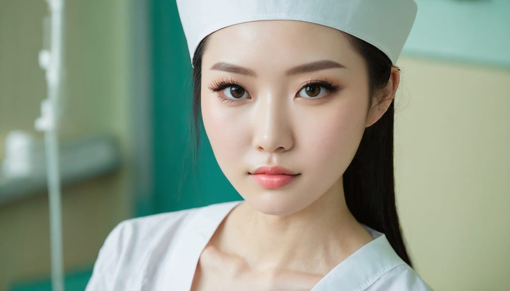 Tags: 21872187, SDXL
{"3": {"inputs": {"seed": 434033490815034, "steps": 64, "cfg": 5.61, "sampler_name": "dpmpp_2m", "scheduler": "karras", "denoise": 1.0, "model": ["27", 0], "positive": ["6", 0], "negative": ["7", 0], "latent_image": ["5", 0]}, "class_type": "KSampler"}, "4": {"inputs": {"ckpt_name": "juggernautxl.safetensors"}, "class_type": "CheckpointLoaderSimple"}, "5": {"inputs": {"width": 1344, "height": 768, "batch_size": 1}, "class_type": "EmptyLatentImage"}, "6": {"inputs": {"text": "27 year old girl, (taiwanese:1.09), (russian:1.02), (chinese:1.07), (idol:1.07), (pale skin:1.14), (seductive facial expression:1.10), (temptress:1.02), (seductive pose:1.11), (slim:1.10), (detailed face:1.11), (blush:1.04), (beautiful eyes:1.01), (double eyelids:0.95), (cute:1.02), (eyelashes:1.05), (sexy lips:1.02), (in a seductive pose:0.99), (large perky breasts:1.04), (cleavage:1.03), (thigh gap:0.97), (nurse in uniform:1.07) working in a hospital ward, (film:1.05), (RAW:1.01), (natural looking skin:1.03), (textured skin:1.07), (portra:1.03), (detailed skin:1.08), (soft lighting:1.05), (candid cinema:1.08), (skin fuzz:1.08)", "clip": ["27", 1]}, "class_type": "CLIPTextEncode"}, "7": {"inputs": {"text": "(open mouth:1.09), (distorted:1.06), (bad hands:1.09), (twisted:1.06), (watermark:1.06), (worst quality:1.09), (low resolution:1.10)", "clip": ["27", 1]}, "class_type": "CLIPTextEncode"}, "8": {"inputs": {"samples": ["3", 0], "vae": ["4", 2]}, "class_type": "VAEDecode"}, "25": {"inputs": {"lora_name": "nudify_xl.safetensors", "strength_model": 0.08, "strength_clip": 0.01, "model": ["4", 0], "clip": ["4", 1]}, "class_type": "LoraLoader"}, "26": {"inputs": {"lora_name": "shirtlift_SDXL_v2.safetensors", "strength_model": 0.01, "strength_clip": 0.09, "model": ["25", 0], "clip": ["25", 1]}, "class_type": "LoraLoader"}, "27": {"inputs": {"lora_name": "PerfectEyesXL.safetensors", "strength_model": 0.13, "strength_clip": 0.13, "model": ["26", 0], "clip": ["26", 1]}, "class_type": "LoraLoader"}, "30": {"inputs": {"model_name": "4x_NMKD-Superscale-SP_178000_G.pth"}, "class_type": "UpscaleModelLoader"}, "31": {"inputs": {"upscale_model": ["30", 0], "image": ["8", 0]}, "class_type": "ImageUpscaleWithModel"}, "32": {"inputs": {"upscale_method": "lanczos", "scale_by": 0.5, "image": ["31", 0]}, "class_type": "ImageScaleBy"}, "33": {"inputs": {"pixels": ["32", 0], "vae": ["4", 2]}, "class_type": "VAEEncode"}, "34": {"inputs": {"seed": 434033490815034, "steps": 64, "cfg": 5.61, "sampler_name": "dpmpp_2m", "scheduler": "karras", "denoise": 0.3, "model": ["27", 0], "positive": ["6", 0], "negative": ["7", 0], "latent_image": ["33", 0]}, "class_type": "KSampler"}, "36": {"inputs": {"samples": ["34", 0], "vae": ["4", 2]}, "class_type": "VAEDecode"}, "39": {"inputs": {"filename_prefix": "comfyapi-1713412918886", "images": ["36", 0]}, "class_type": "SaveImage"}}