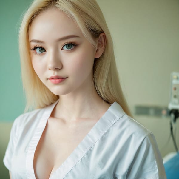 Tags: 21872187, SDXL
{"3": {"inputs": {"seed": 623582543399736, "steps": 64, "cfg": 5.74, "sampler_name": "dpmpp_2m", "scheduler": "karras", "denoise": 1.0, "model": ["27", 0], "positive": ["6", 0], "negative": ["7", 0], "latent_image": ["5", 0]}, "class_type": "KSampler"}, "4": {"inputs": {"ckpt_name": "juggernautxl.safetensors"}, "class_type": "CheckpointLoaderSimple"}, "5": {"inputs": {"width": 1024, "height": 1024, "batch_size": 1}, "class_type": "EmptyLatentImage"}, "6": {"inputs": {"text": "21 year old girl, (beautiful eyes:1.05), (double eyelids:1.12), (seductive pose:1.10), (temptress:1.12), (sexy lips:1.06), (eyelashes:1.11), (pale skin:1.12), (detailed face:0.99), (seductive facial expression:1.04), (slim:1.13), (cute:1.11), (idol:1.07), (in a seductive pose:1.11), (large perky breasts:1.05), (cleavage:1.01), (thigh gap:1.13), (nurse in uniform:1.01) working in a hospital ward, (film:1.05), (detailed skin:1.03), (RAW:1.00), (soft lighting:1.09), (portra:1.04), (natural looking skin:1.09), (skin fuzz:1.06), (candid cinema:1.06), (textured skin:1.09)", "clip": ["27", 1]}, "class_type": "CLIPTextEncode"}, "7": {"inputs": {"text": "(twisted:1.11), (open mouth:1.09), (bad hands:1.11), (worst quality:1.12), (distorted:1.10), (watermark:1.05), (low resolution:1.10)", "clip": ["27", 1]}, "class_type": "CLIPTextEncode"}, "8": {"inputs": {"samples": ["3", 0], "vae": ["4", 2]}, "class_type": "VAEDecode"}, "25": {"inputs": {"lora_name": "nudify_xl.safetensors", "strength_model": 0.35, "strength_clip": 0.3, "model": ["4", 0], "clip": ["4", 1]}, "class_type": "LoraLoader"}, "26": {"inputs": {"lora_name": "shirtlift_SDXL_v2.safetensors", "strength_model": 0.16, "strength_clip": 0.1, "model": ["25", 0], "clip": ["25", 1]}, "class_type": "LoraLoader"}, "27": {"inputs": {"lora_name": "PerfectEyesXL.safetensors", "strength_model": 0.13, "strength_clip": 0.05, "model": ["26", 0], "clip": ["26", 1]}, "class_type": "LoraLoader"}, "30": {"inputs": {"model_name": "4x_NMKD-Superscale-SP_178000_G.pth"}, "class_type": "UpscaleModelLoader"}, "31": {"inputs": {"upscale_model": ["30", 0], "image": ["8", 0]}, "class_type": "ImageUpscaleWithModel"}, "32": {"inputs": {"upscale_method": "lanczos", "scale_by": 0.5, "image": ["31", 0]}, "class_type": "ImageScaleBy"}, "33": {"inputs": {"pixels": ["32", 0], "vae": ["4", 2]}, "class_type": "VAEEncode"}, "34": {"inputs": {"seed": 623582543399736, "steps": 64, "cfg": 5.74, "sampler_name": "dpmpp_2m", "scheduler": "karras", "denoise": 0.3, "model": ["27", 0], "positive": ["6", 0], "negative": ["7", 0], "latent_image": ["33", 0]}, "class_type": "KSampler"}, "36": {"inputs": {"samples": ["34", 0], "vae": ["4", 2]}, "class_type": "VAEDecode"}, "39": {"inputs": {"filename_prefix": "comfyapi-1724649801614", "images": ["36", 0]}, "class_type": "SaveImage"}}