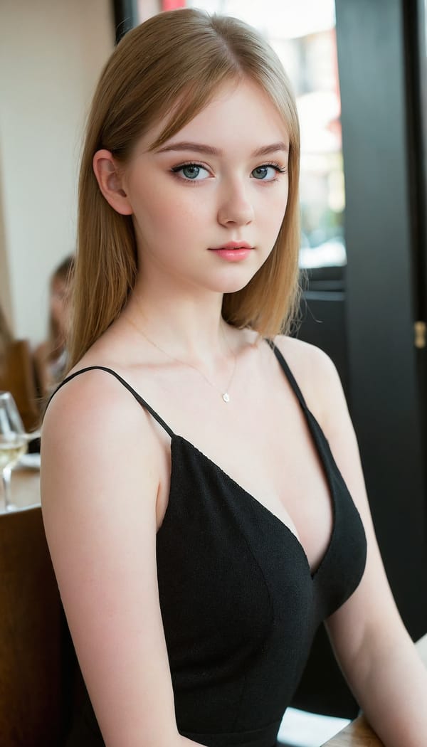 Tags: 21872187, SDXL
{"3": {"inputs": {"seed": 123138661871758, "steps": 64, "cfg": 5.88, "sampler_name": "dpmpp_2m", "scheduler": "karras", "denoise": 1.0, "model": ["27", 0], "positive": ["6", 0], "negative": ["7", 0], "latent_image": ["5", 0]}, "class_type": "KSampler"}, "4": {"inputs": {"ckpt_name": "juggernautXL_v8Rundiffusion.safetensors"}, "class_type": "CheckpointLoaderSimple"}, "5": {"inputs": {"width": 768, "height": 1344, "batch_size": 1}, "class_type": "EmptyLatentImage"}, "6": {"inputs": {"text": "18 year old girl, (irish:1.10), (ukrainian:1.04), (beautiful eyes:1.08), (idol:1.06), (eyelashes:0.99), (blush:1.12), (double eyelids:1.14), (cute:0.95), (pale skin:1.06), (slim:0.97), (seductive facial expression:0.98), (seductive pose:1.10), (sexy lips:0.98), (in a seductive pose:0.95), (large perky breasts:1.03), (cleavage:1.04), (thigh gap:1.09), (wearing a little black dress:1.14) at a fine dining restaurant, (candid cinema:1.02), (RAW:1.09), (film:1.05), (detailed skin:1.09), (soft lighting:1.01), (skin fuzz:1.03), (natural looking skin:1.09), (portra:1.02), (textured skin:1.05)", "clip": ["27", 1]}, "class_type": "CLIPTextEncode"}, "7": {"inputs": {"text": "(worst quality:1.07), (twisted:1.11), (low resolution:1.11), (watermark:1.09), (open mouth:1.08), (distorted:1.13), (bad hands:1.09)", "clip": ["27", 1]}, "class_type": "CLIPTextEncode"}, "8": {"inputs": {"samples": ["3", 0], "vae": ["4", 2]}, "class_type": "VAEDecode"}, "25": {"inputs": {"lora_name": "nudify_xl.safetensors", "strength_model": 0.09, "strength_clip": 0.27, "model": ["4", 0], "clip": ["4", 1]}, "class_type": "LoraLoader"}, "26": {"inputs": {"lora_name": "shirtlift_SDXL_v2.safetensors", "strength_model": 0.09, "strength_clip": 0.15, "model": ["25", 0], "clip": ["25", 1]}, "class_type": "LoraLoader"}, "27": {"inputs": {"lora_name": "PerfectEyesXL.safetensors", "strength_model": 0.14, "strength_clip": 0.18, "model": ["26", 0], "clip": ["26", 1]}, "class_type": "LoraLoader"}, "30": {"inputs": {"model_name": "4x_NMKD-Superscale-SP_178000_G.pth"}, "class_type": "UpscaleModelLoader"}, "31": {"inputs": {"upscale_model": ["30", 0], "image": ["8", 0]}, "class_type": "ImageUpscaleWithModel"}, "32": {"inputs": {"upscale_method": "lanczos", "scale_by": 0.5, "image": ["31", 0]}, "class_type": "ImageScaleBy"}, "33": {"inputs": {"pixels": ["32", 0], "vae": ["4", 2]}, "class_type": "VAEEncode"}, "34": {"inputs": {"seed": 123138661871758, "steps": 64, "cfg": 5.88, "sampler_name": "dpmpp_2m", "scheduler": "karras", "denoise": 0.3, "model": ["27", 0], "positive": ["6", 0], "negative": ["7", 0], "latent_image": ["33", 0]}, "class_type": "KSampler"}, "36": {"inputs": {"samples": ["34", 0], "vae": ["4", 2]}, "class_type": "VAEDecode"}, "39": {"inputs": {"filename_prefix": "comfyapi-1707667261013", "images": ["36", 0]}, "class_type": "SaveImage"}}