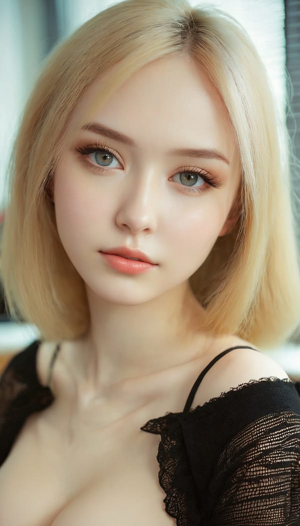 Tags: 21872187, SDXL
{"3": {"inputs": {"seed": 293242944363028, "steps": 32, "cfg": 7.08, "sampler_name": "dpmpp_2m", "scheduler": "karras", "denoise": 1.0, "model": ["27", 0], "positive": ["6", 0], "negative": ["7", 0], "latent_image": ["5", 0]}, "class_type": "KSampler"}, "4": {"inputs": {"ckpt_name": "juggernautxl.safetensors"}, "class_type": "CheckpointLoaderSimple"}, "5": {"inputs": {"width": 768, "height": 1344, "batch_size": 1}, "class_type": "EmptyLatentImage"}, "6": {"inputs": {"text": "20 year old girl, (russian:1.07), (detailed face:0.95), (temptress:1.12), (eyelashes:1.04), (sexy lips:1.12), (slim:0.95), (seductive pose:1.00), (beautiful eyes:1.03), (double eyelids:1.03), (cute:1.07), (idol:0.96), (pale skin:1.14), (seductive facial expression:1.09), (in a seductive pose:1.05), (large perky breasts:0.97), (cleavage:1.11), (thigh gap:1.12), (an office lady:1.07), (textured skin:1.00), (candid cinema:1.04), (skin fuzz:1.07), (portra:1.06), (RAW:1.00), (natural looking skin:1.06), (film:1.06), (soft lighting:1.06), (detailed skin:1.07)", "clip": ["27", 1]}, "class_type": "CLIPTextEncode"}, "7": {"inputs": {"text": "(bad hands:1.08), (worst quality:1.12), (distorted:1.12), (open mouth:1.06), (twisted:1.06), (low resolution:1.14), (watermark:1.14)", "clip": ["27", 1]}, "class_type": "CLIPTextEncode"}, "8": {"inputs": {"samples": ["3", 0], "vae": ["4", 2]}, "class_type": "VAEDecode"}, "25": {"inputs": {"lora_name": "nudify_xl.safetensors", "strength_model": 0.3, "strength_clip": 0.04, "model": ["4", 0], "clip": ["4", 1]}, "class_type": "LoraLoader"}, "26": {"inputs": {"lora_name": "shirtlift_SDXL_v2.safetensors", "strength_model": 0.1, "strength_clip": 0.01, "model": ["25", 0], "clip": ["25", 1]}, "class_type": "LoraLoader"}, "27": {"inputs": {"lora_name": "PerfectEyesXL.safetensors", "strength_model": 0.18, "strength_clip": 0.17, "model": ["26", 0], "clip": ["26", 1]}, "class_type": "LoraLoader"}, "30": {"inputs": {"model_name": "4x_NMKD-Superscale-SP_178000_G.pth"}, "class_type": "UpscaleModelLoader"}, "31": {"inputs": {"upscale_model": ["30", 0], "image": ["8", 0]}, "class_type": "ImageUpscaleWithModel"}, "32": {"inputs": {"upscale_method": "lanczos", "scale_by": 0.5, "image": ["31", 0]}, "class_type": "ImageScaleBy"}, "33": {"inputs": {"pixels": ["32", 0], "vae": ["4", 2]}, "class_type": "VAEEncode"}, "34": {"inputs": {"seed": 293242944363028, "steps": 32, "cfg": 7.08, "sampler_name": "dpmpp_2m", "scheduler": "karras", "denoise": 0.3, "model": ["27", 0], "positive": ["6", 0], "negative": ["7", 0], "latent_image": ["33", 0]}, "class_type": "KSampler"}, "36": {"inputs": {"samples": ["34", 0], "vae": ["4", 2]}, "class_type": "VAEDecode"}, "39": {"inputs": {"filename_prefix": "comfyapi-1735871090583", "images": ["36", 0]}, "class_type": "SaveImage"}}