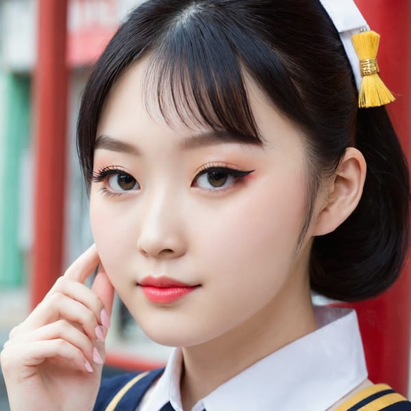 Tags: 21872187, SDXL
{"3": {"inputs": {"seed": 528037482814086, "steps": 64, "cfg": 6.71, "sampler_name": "dpmpp_2m", "scheduler": "karras", "denoise": 1.0, "model": ["27", 0], "positive": ["6", 0], "negative": ["7", 0], "latent_image": ["5", 0]}, "class_type": "KSampler"}, "4": {"inputs": {"ckpt_name": "juggernautXL_v8Rundiffusion.safetensors"}, "class_type": "CheckpointLoaderSimple"}, "5": {"inputs": {"width": 1024, "height": 1024, "batch_size": 1}, "class_type": "EmptyLatentImage"}, "6": {"inputs": {"text": "24 year old girl, (chinese:1.07), (detailed face:0.97), (slim:1.00), (eyelashes:1.12), (blush:0.96), (pale skin:1.13), (seductive pose:1.14), (idol:1.14), (cute:1.11), (beautiful eyes:0.97), (seductive facial expression:1.10), (temptress:1.01), (sexy lips:1.02), (double eyelids:1.05), (in a seductive pose:1.08), (large perky breasts:1.08), (cleavage:1.01), (thigh gap:1.01), (school uniform:1.08), choker, busy street, (soft lighting:1.00), (skin fuzz:1.05), (portra:1.00), (detailed skin:1.08), (film:1.07), (RAW:1.09), (candid cinema:1.01), (natural looking skin:1.00), (textured skin:1.01)", "clip": ["27", 1]}, "class_type": "CLIPTextEncode"}, "7": {"inputs": {"text": "(low resolution:1.07), (distorted:1.14), (twisted:1.06), (watermark:1.14), (bad hands:1.12), (worst quality:1.12), (open mouth:1.07)", "clip": ["27", 1]}, "class_type": "CLIPTextEncode"}, "8": {"inputs": {"samples": ["3", 0], "vae": ["4", 2]}, "class_type": "VAEDecode"}, "25": {"inputs": {"lora_name": "nudify_xl.safetensors", "strength_model": 0.05, "strength_clip": 0.16, "model": ["4", 0], "clip": ["4", 1]}, "class_type": "LoraLoader"}, "26": {"inputs": {"lora_name": "shirtlift_SDXL_v2.safetensors", "strength_model": 0.08, "strength_clip": 0.14, "model": ["25", 0], "clip": ["25", 1]}, "class_type": "LoraLoader"}, "27": {"inputs": {"lora_name": "PerfectEyesXL.safetensors", "strength_model": 0.06, "strength_clip": 0.06, "model": ["26", 0], "clip": ["26", 1]}, "class_type": "LoraLoader"}, "30": {"inputs": {"model_name": "4x_NMKD-Superscale-SP_178000_G.pth"}, "class_type": "UpscaleModelLoader"}, "31": {"inputs": {"upscale_model": ["30", 0], "image": ["8", 0]}, "class_type": "ImageUpscaleWithModel"}, "32": {"inputs": {"upscale_method": "lanczos", "scale_by": 0.5, "image": ["31", 0]}, "class_type": "ImageScaleBy"}, "33": {"inputs": {"pixels": ["32", 0], "vae": ["4", 2]}, "class_type": "VAEEncode"}, "34": {"inputs": {"seed": 528037482814086, "steps": 64, "cfg": 6.71, "sampler_name": "dpmpp_2m", "scheduler": "karras", "denoise": 0.3, "model": ["27", 0], "positive": ["6", 0], "negative": ["7", 0], "latent_image": ["33", 0]}, "class_type": "KSampler"}, "36": {"inputs": {"samples": ["34", 0], "vae": ["4", 2]}, "class_type": "VAEDecode"}, "39": {"inputs": {"filename_prefix": "comfyapi-1708164021054", "images": ["36", 0]}, "class_type": "SaveImage"}}