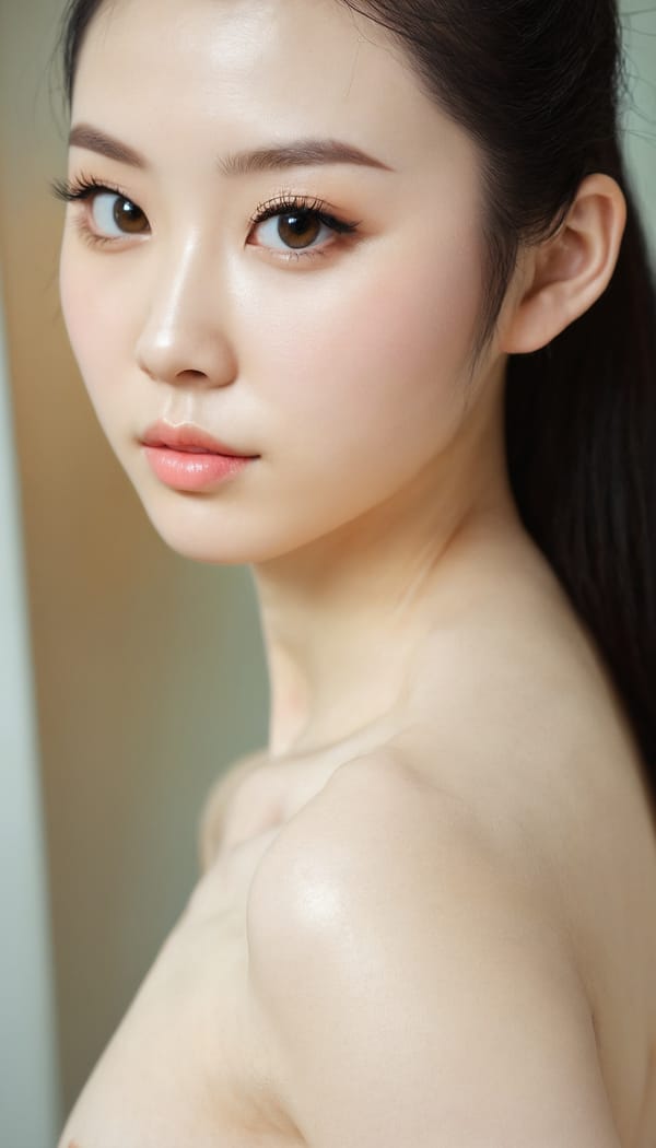 Tags: 21872187, SDXL
{"3": {"inputs": {"seed": 392076350200564, "steps": 64, "cfg": 6.25, "sampler_name": "dpmpp_2m", "scheduler": "karras", "denoise": 1.0, "model": ["27", 0], "positive": ["6", 0], "negative": ["7", 0], "latent_image": ["5", 0]}, "class_type": "KSampler"}, "4": {"inputs": {"ckpt_name": "juggernautxl.safetensors"}, "class_type": "CheckpointLoaderSimple"}, "5": {"inputs": {"width": 768, "height": 1344, "batch_size": 1}, "class_type": "EmptyLatentImage"}, "6": {"inputs": {"text": "27 year old girl, (chinese:1.09), (irish:1.13), (ukrainian:0.96), (idol:0.95), (cute:1.09), (beautiful eyes:1.13), (pale skin:1.05), (temptress:0.99), (sexy lips:1.14), (slim:1.09), (detailed face:1.11), (eyelashes:1.02), (blush:1.06), (seductive facial expression:0.99), (seductive pose:1.06), (perky ass:1.13), (exposed ass:0.99), (looking back:1.06), (sexy ass:1.03), (thigh gap:0.95), (an office lady:0.99), (textured skin:1.03), (skin fuzz:1.06), (soft lighting:1.05), (portra:1.00), (candid cinema:1.07), (RAW:1.06), (film:1.08), (natural looking skin:1.06), (detailed skin:1.01)", "clip": ["27", 1]}, "class_type": "CLIPTextEncode"}, "7": {"inputs": {"text": "(worst quality:1.09), (low resolution:1.06), (watermark:1.14), (open mouth:1.05), (bad hands:1.06), (twisted:1.13), (distorted:1.06)", "clip": ["27", 1]}, "class_type": "CLIPTextEncode"}, "8": {"inputs": {"samples": ["3", 0], "vae": ["4", 2]}, "class_type": "VAEDecode"}, "25": {"inputs": {"lora_name": "nudify_xl.safetensors", "strength_model": 0.14, "strength_clip": 0.23, "model": ["4", 0], "clip": ["4", 1]}, "class_type": "LoraLoader"}, "26": {"inputs": {"lora_name": "shirtlift_SDXL_v2.safetensors", "strength_model": 0.1, "strength_clip": 0.17, "model": ["25", 0], "clip": ["25", 1]}, "class_type": "LoraLoader"}, "27": {"inputs": {"lora_name": "PerfectEyesXL.safetensors", "strength_model": 0.02, "strength_clip": 0.02, "model": ["26", 0], "clip": ["26", 1]}, "class_type": "LoraLoader"}, "30": {"inputs": {"model_name": "4x_NMKD-Superscale-SP_178000_G.pth"}, "class_type": "UpscaleModelLoader"}, "31": {"inputs": {"upscale_model": ["30", 0], "image": ["8", 0]}, "class_type": "ImageUpscaleWithModel"}, "32": {"inputs": {"upscale_method": "lanczos", "scale_by": 0.5, "image": ["31", 0]}, "class_type": "ImageScaleBy"}, "33": {"inputs": {"pixels": ["32", 0], "vae": ["4", 2]}, "class_type": "VAEEncode"}, "34": {"inputs": {"seed": 392076350200564, "steps": 64, "cfg": 6.25, "sampler_name": "dpmpp_2m", "scheduler": "karras", "denoise": 0.3, "model": ["27", 0], "positive": ["6", 0], "negative": ["7", 0], "latent_image": ["33", 0]}, "class_type": "KSampler"}, "36": {"inputs": {"samples": ["34", 0], "vae": ["4", 2]}, "class_type": "VAEDecode"}, "39": {"inputs": {"filename_prefix": "comfyapi-1732418178258", "images": ["36", 0]}, "class_type": "SaveImage"}}