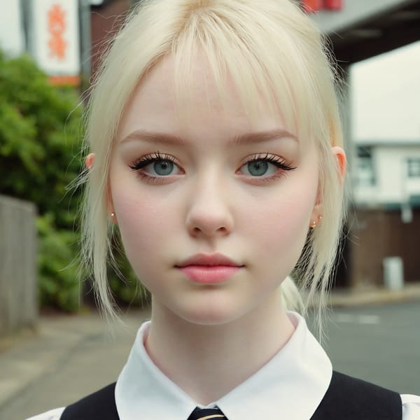 Tags: 21872187, SDXL
{"3": {"inputs": {"seed": 882221934458989, "steps": 64, "cfg": 6.65, "sampler_name": "dpmpp_2m", "scheduler": "karras", "denoise": 1.0, "model": ["27", 0], "positive": ["6", 0], "negative": ["7", 0], "latent_image": ["5", 0]}, "class_type": "KSampler"}, "4": {"inputs": {"ckpt_name": "juggernautxl.safetensors"}, "class_type": "CheckpointLoaderSimple"}, "5": {"inputs": {"width": 1024, "height": 1024, "batch_size": 1}, "class_type": "EmptyLatentImage"}, "6": {"inputs": {"text": "24 year old girl, (pale skin:1.07), (detailed face:1.14), (slim:1.11), (beautiful eyes:1.10), (idol:0.96), (double eyelids:0.96), (temptress:0.97), (cute:1.11), (seductive facial expression:1.10), (blush:1.12), (eyelashes:1.01), (on all fours:1.05), (spreading ass cheeks:1.04), (from behind:1.12), (backboob:0.99), (school uniform:0.98), choker, busy street, (soft lighting:1.00), (candid cinema:1.00), (detailed skin:1.04), (RAW:1.00), (film:1.00), (portra:1.01), (natural looking skin:1.09), (textured skin:1.04), (skin fuzz:1.03)", "clip": ["27", 1]}, "class_type": "CLIPTextEncode"}, "7": {"inputs": {"text": "(bad hands:1.13), (open mouth:1.09), (worst quality:1.11), (watermark:1.12), (twisted:1.07), (low resolution:1.05), (distorted:1.05)", "clip": ["27", 1]}, "class_type": "CLIPTextEncode"}, "8": {"inputs": {"samples": ["3", 0], "vae": ["4", 2]}, "class_type": "VAEDecode"}, "25": {"inputs": {"lora_name": "nudify_xl.safetensors", "strength_model": 0.16, "strength_clip": 0.0, "model": ["4", 0], "clip": ["4", 1]}, "class_type": "LoraLoader"}, "26": {"inputs": {"lora_name": "shirtlift_SDXL_v2.safetensors", "strength_model": 0.07, "strength_clip": 0.1, "model": ["25", 0], "clip": ["25", 1]}, "class_type": "LoraLoader"}, "27": {"inputs": {"lora_name": "PerfectEyesXL.safetensors", "strength_model": 0.19, "strength_clip": 0.03, "model": ["26", 0], "clip": ["26", 1]}, "class_type": "LoraLoader"}, "30": {"inputs": {"model_name": "4x_NMKD-Superscale-SP_178000_G.pth"}, "class_type": "UpscaleModelLoader"}, "31": {"inputs": {"upscale_model": ["30", 0], "image": ["8", 0]}, "class_type": "ImageUpscaleWithModel"}, "32": {"inputs": {"upscale_method": "lanczos", "scale_by": 0.5, "image": ["31", 0]}, "class_type": "ImageScaleBy"}, "33": {"inputs": {"pixels": ["32", 0], "vae": ["4", 2]}, "class_type": "VAEEncode"}, "34": {"inputs": {"seed": 882221934458989, "steps": 64, "cfg": 6.65, "sampler_name": "dpmpp_2m", "scheduler": "karras", "denoise": 0.3, "model": ["27", 0], "positive": ["6", 0], "negative": ["7", 0], "latent_image": ["33", 0]}, "class_type": "KSampler"}, "36": {"inputs": {"samples": ["34", 0], "vae": ["4", 2]}, "class_type": "VAEDecode"}, "39": {"inputs": {"filename_prefix": "comfyapi-1731119244646", "images": ["36", 0]}, "class_type": "SaveImage"}}