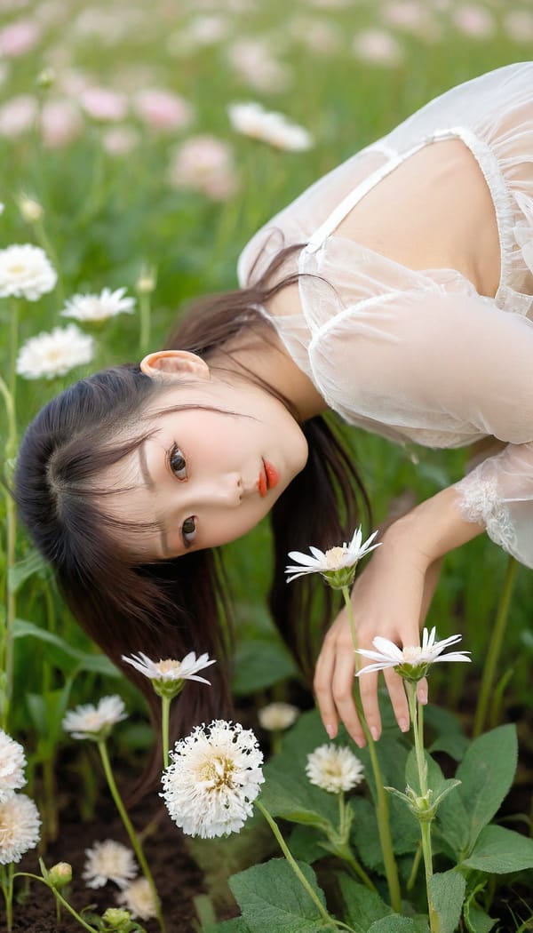 Tags: 21872187, SDXL
{"3": {"inputs": {"seed": 161595111396132, "steps": 64, "cfg": 7.96, "sampler_name": "dpmpp_2m", "scheduler": "karras", "denoise": 1.0, "model": ["27", 0], "positive": ["6", 0], "negative": ["7", 0], "latent_image": ["5", 0]}, "class_type": "KSampler"}, "4": {"inputs": {"ckpt_name": "leosamsHelloworldSDXL_helloworldSDXL32DPO.safetensors"}, "class_type": "CheckpointLoaderSimple"}, "5": {"inputs": {"width": 768, "height": 1344, "batch_size": 1}, "class_type": "EmptyLatentImage"}, "6": {"inputs": {"text": "25 year old girl, (japanese:1.01), (russian:1.04), (detailed face:1.09), (idol:0.98), (cute:1.07), (beautiful eyes:0.99), (eyelashes:1.13), (slim:1.06), (blush:1.01), (sexy lips:1.08), (double eyelids:1.05), (temptress:1.12), (seductive facial expression:1.06), (seductive pose:1.10), (on all fours:1.01), (spreading ass cheeks:0.98), (from behind:1.04), (backboob:0.95), wearing (translucent clothes:1.10) on a flower field, (candid cinema:1.06), (textured skin:1.02), (film:1.08), (skin fuzz:1.03), (portra:1.04), (natural looking skin:1.03), (detailed skin:1.04), (RAW:1.04), (soft lighting:1.07)", "clip": ["27", 1]}, "class_type": "CLIPTextEncode"}, "7": {"inputs": {"text": "(twisted:1.12), (low resolution:1.11), (open mouth:1.13), (watermark:1.07), (worst quality:1.05), (distorted:1.06), (bad hands:1.08)", "clip": ["27", 1]}, "class_type": "CLIPTextEncode"}, "8": {"inputs": {"samples": ["3", 0], "vae": ["4", 2]}, "class_type": "VAEDecode"}, "25": {"inputs": {"lora_name": "nudify_xl.safetensors", "strength_model": 0.26, "strength_clip": 0.08, "model": ["4", 0], "clip": ["4", 1]}, "class_type": "LoraLoader"}, "26": {"inputs": {"lora_name": "shirtlift_SDXL_v2.safetensors", "strength_model": 0.19, "strength_clip": 0.17, "model": ["25", 0], "clip": ["25", 1]}, "class_type": "LoraLoader"}, "27": {"inputs": {"lora_name": "PerfectEyesXL.safetensors", "strength_model": 0.04, "strength_clip": 0.02, "model": ["26", 0], "clip": ["26", 1]}, "class_type": "LoraLoader"}, "30": {"inputs": {"model_name": "4x_NMKD-Superscale-SP_178000_G.pth"}, "class_type": "UpscaleModelLoader"}, "31": {"inputs": {"upscale_model": ["30", 0], "image": ["8", 0]}, "class_type": "ImageUpscaleWithModel"}, "32": {"inputs": {"upscale_method": "lanczos", "scale_by": 0.5, "image": ["31", 0]}, "class_type": "ImageScaleBy"}, "33": {"inputs": {"pixels": ["32", 0], "vae": ["4", 2]}, "class_type": "VAEEncode"}, "34": {"inputs": {"seed": 161595111396132, "steps": 64, "cfg": 7.96, "sampler_name": "dpmpp_2m", "scheduler": "karras", "denoise": 0.3, "model": ["27", 0], "positive": ["6", 0], "negative": ["7", 0], "latent_image": ["33", 0]}, "class_type": "KSampler"}, "36": {"inputs": {"samples": ["34", 0], "vae": ["4", 2]}, "class_type": "VAEDecode"}, "39": {"inputs": {"filename_prefix": "comfyapi-1707359665176", "images": ["36", 0]}, "class_type": "SaveImage"}}