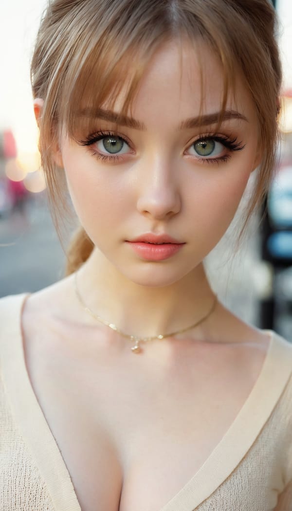 Tags: 21872187, SDXL
{"3": {"inputs": {"seed": 266642179800860, "steps": 64, "cfg": 6.55, "sampler_name": "dpmpp_2m", "scheduler": "karras", "denoise": 1.0, "model": ["27", 0], "positive": ["6", 0], "negative": ["7", 0], "latent_image": ["5", 0]}, "class_type": "KSampler"}, "4": {"inputs": {"ckpt_name": "juggernautxl.safetensors"}, "class_type": "CheckpointLoaderSimple"}, "5": {"inputs": {"width": 768, "height": 1344, "batch_size": 1}, "class_type": "EmptyLatentImage"}, "6": {"inputs": {"text": "24 year old girl, (irish:1.09), (russian:1.05), (eyelashes:1.02), (idol:1.14), (double eyelids:1.05), (beautiful eyes:1.12), (temptress:1.05), (cute:1.13), (sexy lips:1.00), (blush:1.00), (detailed face:1.06), (seductive pose:1.10), (pale skin:1.05), (slim:1.09), (in a seductive pose:0.95), (large perky breasts:0.97), (cleavage:0.95), (thigh gap:0.99), (school uniform:1.00), choker, busy street, (RAW:1.03), (detailed skin:1.09), (skin fuzz:1.00), (portra:1.06), (textured skin:1.02), (film:1.03), (natural looking skin:1.08), (candid cinema:1.02), (soft lighting:1.03)", "clip": ["27", 1]}, "class_type": "CLIPTextEncode"}, "7": {"inputs": {"text": "(bad hands:1.09), (low resolution:1.12), (worst quality:1.09), (twisted:1.07), (open mouth:1.06), (distorted:1.13), (watermark:1.05)", "clip": ["27", 1]}, "class_type": "CLIPTextEncode"}, "8": {"inputs": {"samples": ["3", 0], "vae": ["4", 2]}, "class_type": "VAEDecode"}, "25": {"inputs": {"lora_name": "nudify_xl.safetensors", "strength_model": 0.39, "strength_clip": 0.28, "model": ["4", 0], "clip": ["4", 1]}, "class_type": "LoraLoader"}, "26": {"inputs": {"lora_name": "shirtlift_SDXL_v2.safetensors", "strength_model": 0.01, "strength_clip": 0.03, "model": ["25", 0], "clip": ["25", 1]}, "class_type": "LoraLoader"}, "27": {"inputs": {"lora_name": "PerfectEyesXL.safetensors", "strength_model": 0.09, "strength_clip": 0.17, "model": ["26", 0], "clip": ["26", 1]}, "class_type": "LoraLoader"}, "30": {"inputs": {"model_name": "4x_NMKD-Superscale-SP_178000_G.pth"}, "class_type": "UpscaleModelLoader"}, "31": {"inputs": {"upscale_model": ["30", 0], "image": ["8", 0]}, "class_type": "ImageUpscaleWithModel"}, "32": {"inputs": {"upscale_method": "lanczos", "scale_by": 0.5, "image": ["31", 0]}, "class_type": "ImageScaleBy"}, "33": {"inputs": {"pixels": ["32", 0], "vae": ["4", 2]}, "class_type": "VAEEncode"}, "34": {"inputs": {"seed": 266642179800860, "steps": 64, "cfg": 6.55, "sampler_name": "dpmpp_2m", "scheduler": "karras", "denoise": 0.3, "model": ["27", 0], "positive": ["6", 0], "negative": ["7", 0], "latent_image": ["33", 0]}, "class_type": "KSampler"}, "36": {"inputs": {"samples": ["34", 0], "vae": ["4", 2]}, "class_type": "VAEDecode"}, "39": {"inputs": {"filename_prefix": "comfyapi-1733023773203", "images": ["36", 0]}, "class_type": "SaveImage"}}