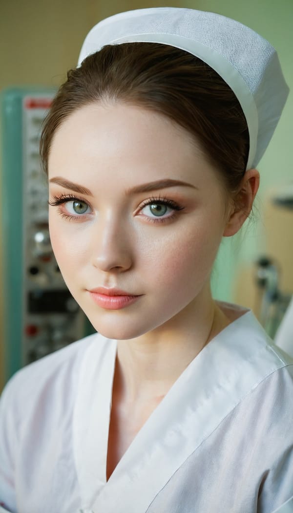 Tags: 21872187, SDXL
{"3": {"inputs": {"seed": 421182295218022, "steps": 64, "cfg": 5.93, "sampler_name": "dpmpp_2m", "scheduler": "karras", "denoise": 1.0, "model": ["27", 0], "positive": ["6", 0], "negative": ["7", 0], "latent_image": ["5", 0]}, "class_type": "KSampler"}, "4": {"inputs": {"ckpt_name": "juggernautxl.safetensors"}, "class_type": "CheckpointLoaderSimple"}, "5": {"inputs": {"width": 768, "height": 1344, "batch_size": 1}, "class_type": "EmptyLatentImage"}, "6": {"inputs": {"text": "26 year old girl, (ukrainian:1.06), (irish:0.96), (pale skin:1.13), (seductive facial expression:1.04), (slim:0.96), (double eyelids:1.10), (blush:1.09), (sexy lips:1.01), (temptress:1.10), (detailed face:1.14), (cute:0.97), (beautiful eyes:1.14), (eyelashes:1.02), (idol:1.06), (seductive pose:1.06), (perky ass:0.99), (exposed ass:0.95), (looking back:1.02), (sexy ass:0.96), (thigh gap:1.12), (nurse in uniform:1.09) working in a hospital ward, (textured skin:1.03), (natural looking skin:1.05), (portra:1.00), (candid cinema:1.00), (skin fuzz:1.03), (film:1.05), (soft lighting:1.06), (detailed skin:1.03), (RAW:1.01)", "clip": ["27", 1]}, "class_type": "CLIPTextEncode"}, "7": {"inputs": {"text": "(bad hands:1.05), (open mouth:1.06), (low resolution:1.09), (worst quality:1.05), (distorted:1.11), (watermark:1.11), (twisted:1.14)", "clip": ["27", 1]}, "class_type": "CLIPTextEncode"}, "8": {"inputs": {"samples": ["3", 0], "vae": ["4", 2]}, "class_type": "VAEDecode"}, "25": {"inputs": {"lora_name": "nudify_xl.safetensors", "strength_model": 0.37, "strength_clip": 0.14, "model": ["4", 0], "clip": ["4", 1]}, "class_type": "LoraLoader"}, "26": {"inputs": {"lora_name": "shirtlift_SDXL_v2.safetensors", "strength_model": 0.13, "strength_clip": 0.17, "model": ["25", 0], "clip": ["25", 1]}, "class_type": "LoraLoader"}, "27": {"inputs": {"lora_name": "PerfectEyesXL.safetensors", "strength_model": 0.09, "strength_clip": 0.07, "model": ["26", 0], "clip": ["26", 1]}, "class_type": "LoraLoader"}, "30": {"inputs": {"model_name": "4x_NMKD-Superscale-SP_178000_G.pth"}, "class_type": "UpscaleModelLoader"}, "31": {"inputs": {"upscale_model": ["30", 0], "image": ["8", 0]}, "class_type": "ImageUpscaleWithModel"}, "32": {"inputs": {"upscale_method": "lanczos", "scale_by": 0.5, "image": ["31", 0]}, "class_type": "ImageScaleBy"}, "33": {"inputs": {"pixels": ["32", 0], "vae": ["4", 2]}, "class_type": "VAEEncode"}, "34": {"inputs": {"seed": 421182295218022, "steps": 64, "cfg": 5.93, "sampler_name": "dpmpp_2m", "scheduler": "karras", "denoise": 0.3, "model": ["27", 0], "positive": ["6", 0], "negative": ["7", 0], "latent_image": ["33", 0]}, "class_type": "KSampler"}, "36": {"inputs": {"samples": ["34", 0], "vae": ["4", 2]}, "class_type": "VAEDecode"}, "39": {"inputs": {"filename_prefix": "comfyapi-1731150001913", "images": ["36", 0]}, "class_type": "SaveImage"}}