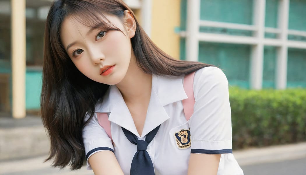 Tags: 21872187, SDXL
{"3": {"inputs": {"seed": 521823995056396, "steps": 32, "cfg": 5.26, "sampler_name": "dpmpp_2m", "scheduler": "karras", "denoise": 1.0, "model": ["27", 0], "positive": ["6", 0], "negative": ["7", 0], "latent_image": ["5", 0]}, "class_type": "KSampler"}, "4": {"inputs": {"ckpt_name": "leosamsHelloworldSDXL_helloworldSDXL32DPO.safetensors"}, "class_type": "CheckpointLoaderSimple"}, "5": {"inputs": {"width": 1344, "height": 768, "batch_size": 1}, "class_type": "EmptyLatentImage"}, "6": {"inputs": {"text": "18 year old girl, (korean:1.13), (taiwanese:0.99), (temptress:1.00), (double eyelids:1.14), (seductive pose:1.06), (eyelashes:1.03), (cute:1.13), (blush:0.98), (sexy lips:1.00), (idol:1.11), (slim:1.14), (seductive facial expression:1.01), (beautiful eyes:1.08), (detailed face:1.09), (pale skin:0.98), (in a seductive pose:1.00), (large perky breasts:1.02), (cleavage:0.97), (thigh gap:1.05), (school uniform:1.06), choker, busy street, (natural looking skin:1.03), (detailed skin:1.09), (soft lighting:1.06), (textured skin:1.06), (RAW:1.03), (portra:1.01), (skin fuzz:1.07), (candid cinema:1.02), (film:1.07)", "clip": ["27", 1]}, "class_type": "CLIPTextEncode"}, "7": {"inputs": {"text": "(distorted:1.06), (low resolution:1.05), (bad hands:1.05), (worst quality:1.05), (open mouth:1.08), (watermark:1.05), (twisted:1.06)", "clip": ["27", 1]}, "class_type": "CLIPTextEncode"}, "8": {"inputs": {"samples": ["3", 0], "vae": ["4", 2]}, "class_type": "VAEDecode"}, "25": {"inputs": {"lora_name": "nudify_xl.safetensors", "strength_model": 0.01, "strength_clip": 0.38, "model": ["4", 0], "clip": ["4", 1]}, "class_type": "LoraLoader"}, "26": {"inputs": {"lora_name": "shirtlift_SDXL_v2.safetensors", "strength_model": 0.12, "strength_clip": 0.17, "model": ["25", 0], "clip": ["25", 1]}, "class_type": "LoraLoader"}, "27": {"inputs": {"lora_name": "PerfectEyesXL.safetensors", "strength_model": 0.09, "strength_clip": 0.18, "model": ["26", 0], "clip": ["26", 1]}, "class_type": "LoraLoader"}, "30": {"inputs": {"model_name": "4x_NMKD-Superscale-SP_178000_G.pth"}, "class_type": "UpscaleModelLoader"}, "31": {"inputs": {"upscale_model": ["30", 0], "image": ["8", 0]}, "class_type": "ImageUpscaleWithModel"}, "32": {"inputs": {"upscale_method": "lanczos", "scale_by": 0.5, "image": ["31", 0]}, "class_type": "ImageScaleBy"}, "33": {"inputs": {"pixels": ["32", 0], "vae": ["4", 2]}, "class_type": "VAEEncode"}, "34": {"inputs": {"seed": 521823995056396, "steps": 32, "cfg": 5.26, "sampler_name": "dpmpp_2m", "scheduler": "karras", "denoise": 0.3, "model": ["27", 0], "positive": ["6", 0], "negative": ["7", 0], "latent_image": ["33", 0]}, "class_type": "KSampler"}, "36": {"inputs": {"samples": ["34", 0], "vae": ["4", 2]}, "class_type": "VAEDecode"}, "39": {"inputs": {"filename_prefix": "comfyapi-1707317142556", "images": ["36", 0]}, "class_type": "SaveImage"}}