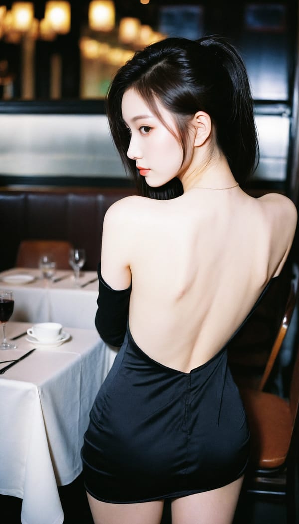 Tags: 21872187, SDXL
{"3": {"inputs": {"seed": 161371353092888, "steps": 64, "cfg": 7.79, "sampler_name": "dpmpp_2m", "scheduler": "karras", "denoise": 1.0, "model": ["27", 0], "positive": ["6", 0], "negative": ["7", 0], "latent_image": ["5", 0]}, "class_type": "KSampler"}, "4": {"inputs": {"ckpt_name": "helloworldxl.safetensors"}, "class_type": "CheckpointLoaderSimple"}, "5": {"inputs": {"width": 768, "height": 1344, "batch_size": 1}, "class_type": "EmptyLatentImage"}, "6": {"inputs": {"text": "20 year old girl, (chinese:1.04), (ukrainian:1.09), (pale skin:1.09), (double eyelids:0.96), (cute:0.99), (idol:1.12), (slim:1.14), (detailed face:1.04), (temptress:1.11), (sexy lips:1.01), (seductive pose:1.11), (seductive facial expression:0.99), (blush:1.05), (beautiful eyes:1.02), (on all fours:0.98), (spreading ass cheeks:0.95), (from behind:0.95), (backboob:1.10), (wearing a little black dress:1.07) at a fine dining restaurant, (portra:1.00), (natural looking skin:1.02), (textured skin:1.04), (skin fuzz:1.07), (soft lighting:1.08), (candid cinema:1.02), (film:1.02), (RAW:1.00), (detailed skin:1.09)", "clip": ["27", 1]}, "class_type": "CLIPTextEncode"}, "7": {"inputs": {"text": "(twisted:1.12), (low resolution:1.13), (worst quality:1.09), (open mouth:1.14), (bad hands:1.06), (distorted:1.14), (watermark:1.06)", "clip": ["27", 1]}, "class_type": "CLIPTextEncode"}, "8": {"inputs": {"samples": ["3", 0], "vae": ["4", 2]}, "class_type": "VAEDecode"}, "25": {"inputs": {"lora_name": "nudify_xl.safetensors", "strength_model": 0.18, "strength_clip": 0.09, "model": ["4", 0], "clip": ["4", 1]}, "class_type": "LoraLoader"}, "26": {"inputs": {"lora_name": "shirtlift_SDXL_v2.safetensors", "strength_model": 0.03, "strength_clip": 0.13, "model": ["25", 0], "clip": ["25", 1]}, "class_type": "LoraLoader"}, "27": {"inputs": {"lora_name": "PerfectEyesXL.safetensors", "strength_model": 0.19, "strength_clip": 0.13, "model": ["26", 0], "clip": ["26", 1]}, "class_type": "LoraLoader"}, "30": {"inputs": {"model_name": "4x_NMKD-Superscale-SP_178000_G.pth"}, "class_type": "UpscaleModelLoader"}, "31": {"inputs": {"upscale_model": ["30", 0], "image": ["8", 0]}, "class_type": "ImageUpscaleWithModel"}, "32": {"inputs": {"upscale_method": "lanczos", "scale_by": 0.5, "image": ["31", 0]}, "class_type": "ImageScaleBy"}, "33": {"inputs": {"pixels": ["32", 0], "vae": ["4", 2]}, "class_type": "VAEEncode"}, "34": {"inputs": {"seed": 161371353092888, "steps": 64, "cfg": 7.79, "sampler_name": "dpmpp_2m", "scheduler": "karras", "denoise": 0.3, "model": ["27", 0], "positive": ["6", 0], "negative": ["7", 0], "latent_image": ["33", 0]}, "class_type": "KSampler"}, "36": {"inputs": {"samples": ["34", 0], "vae": ["4", 2]}, "class_type": "VAEDecode"}, "39": {"inputs": {"filename_prefix": "comfyapi-1728359275806", "images": ["36", 0]}, "class_type": "SaveImage"}}