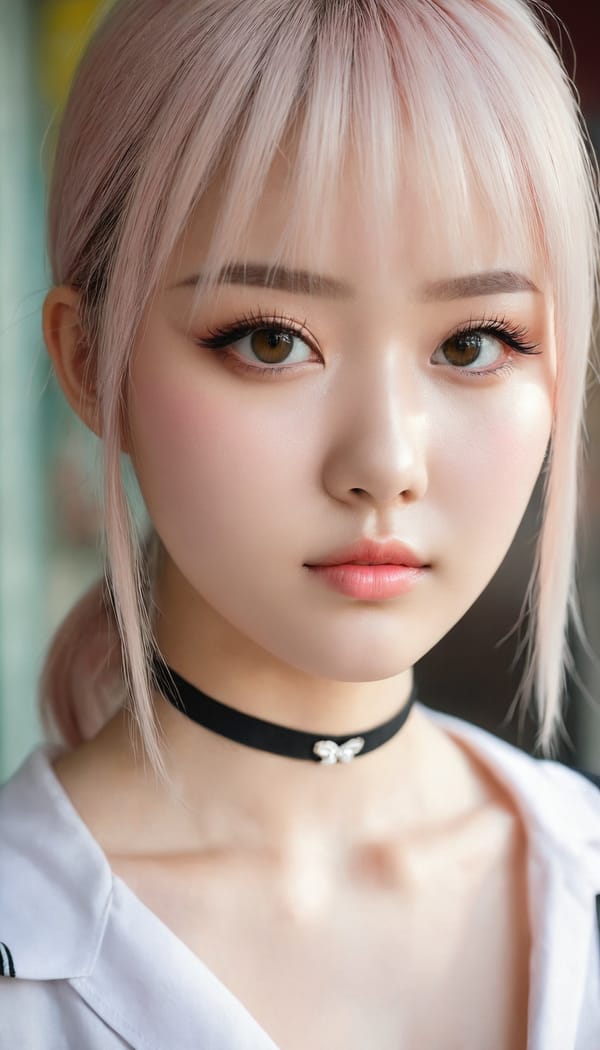 Tags: 21872187, SDXL
{"3": {"inputs": {"seed": 754738606105337, "steps": 64, "cfg": 5.97, "sampler_name": "dpmpp_2m", "scheduler": "karras", "denoise": 1.0, "model": ["27", 0], "positive": ["6", 0], "negative": ["7", 0], "latent_image": ["5", 0]}, "class_type": "KSampler"}, "4": {"inputs": {"ckpt_name": "juggernautxl.safetensors"}, "class_type": "CheckpointLoaderSimple"}, "5": {"inputs": {"width": 768, "height": 1344, "batch_size": 1}, "class_type": "EmptyLatentImage"}, "6": {"inputs": {"text": "23 year old girl, (seductive facial expression:1.03), (blush:1.05), (slim:1.11), (beautiful eyes:1.09), (detailed face:1.12), (eyelashes:1.08), (double eyelids:1.01), (seductive pose:1.09), (cute:1.01), (idol:1.02), (sexy lips:1.09), (pale skin:1.04), (temptress:0.98), (in a seductive pose:1.02), (large perky breasts:1.07), (cleavage:1.06), (thigh gap:1.09), (school uniform:1.06), choker, busy street, (detailed skin:1.04), (textured skin:1.07), (soft lighting:1.06), (skin fuzz:1.05), (portra:1.05), (candid cinema:1.00), (film:1.07), (RAW:1.09)", "clip": ["27", 1]}, "class_type": "CLIPTextEncode"}, "7": {"inputs": {"text": "(watermark:1.08), (bad hands:1.08), (twisted:1.13), (low resolution:1.12), (worst quality:1.09), (open mouth:1.14), (distorted:1.08)", "clip": ["27", 1]}, "class_type": "CLIPTextEncode"}, "8": {"inputs": {"samples": ["3", 0], "vae": ["4", 2]}, "class_type": "VAEDecode"}, "25": {"inputs": {"lora_name": "nudify_xl.safetensors", "strength_model": 0.14, "strength_clip": 0.17, "model": ["4", 0], "clip": ["4", 1]}, "class_type": "LoraLoader"}, "26": {"inputs": {"lora_name": "shirtlift_SDXL_v2.safetensors", "strength_model": 0.05, "strength_clip": 0.07, "model": ["25", 0], "clip": ["25", 1]}, "class_type": "LoraLoader"}, "27": {"inputs": {"lora_name": "PerfectEyesXL.safetensors", "strength_model": 0.02, "strength_clip": 0.14, "model": ["26", 0], "clip": ["26", 1]}, "class_type": "LoraLoader"}, "30": {"inputs": {"model_name": "4x_NMKD-Superscale-SP_178000_G.pth"}, "class_type": "UpscaleModelLoader"}, "31": {"inputs": {"upscale_model": ["30", 0], "image": ["8", 0]}, "class_type": "ImageUpscaleWithModel"}, "32": {"inputs": {"upscale_method": "lanczos", "scale_by": 0.5, "image": ["31", 0]}, "class_type": "ImageScaleBy"}, "33": {"inputs": {"pixels": ["32", 0], "vae": ["4", 2]}, "class_type": "VAEEncode"}, "34": {"inputs": {"seed": 754738606105337, "steps": 64, "cfg": 5.97, "sampler_name": "dpmpp_2m", "scheduler": "karras", "denoise": 0.3, "model": ["27", 0], "positive": ["6", 0], "negative": ["7", 0], "latent_image": ["33", 0]}, "class_type": "KSampler"}, "36": {"inputs": {"samples": ["34", 0], "vae": ["4", 2]}, "class_type": "VAEDecode"}, "39": {"inputs": {"filename_prefix": "comfyapi-1733008703095", "images": ["36", 0]}, "class_type": "SaveImage"}}