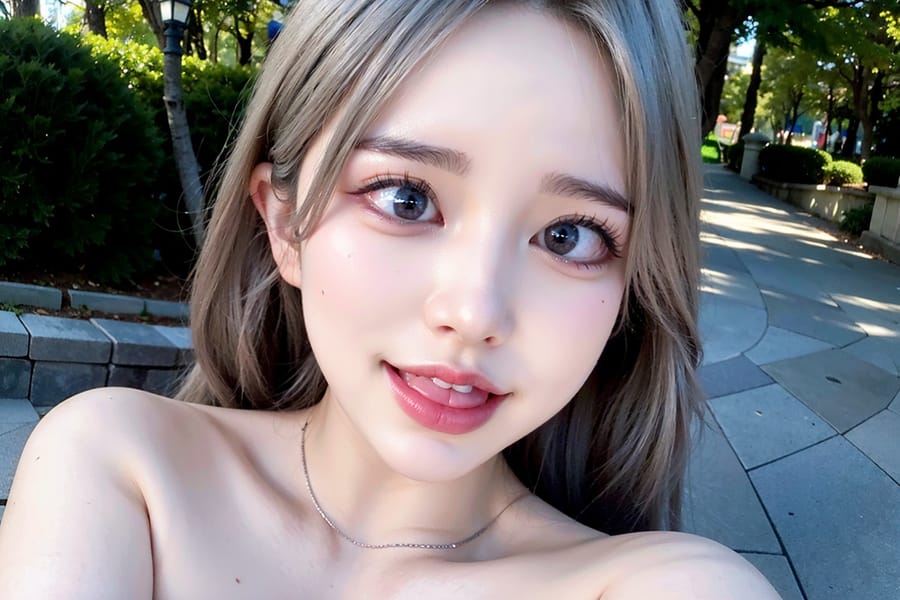 Tags: 21872187
<lora:JapaneseDollLikeness_v15:0.37>, <lora:koreanDollLikeness:0.73>, (ukrainian:1.05), (nude:1.06), outdoors, <lora:ahegao-x-v4:0.51>, ahegao face, pleasure, extremely detailed eyes, extremely detailed face, cute, sexy lips, seductive smile, double eyelids, eyelashes, perky breasts, full body portrait, RAW, solo, (stunningly attractive:1.10), (dramatic:1.00)
Negative prompt: sketches, paintings, (low quality:2.21), (worst quality:2.01)
Steps: 32, Sampler: DPM++ 2M Karras, CFG scale: 7.03, Seed: 845828968, Size: 768x512, Model hash: fc2511737a, Model: chilloutmix_NiPrunedFp32Fix, Seed resize from: -1x-1, Denoising strength: 0.4, Version: v1.2.1, Hires upscale: 2.0, Hires steps: 64, Hires upscaler: ESRGAN_4x