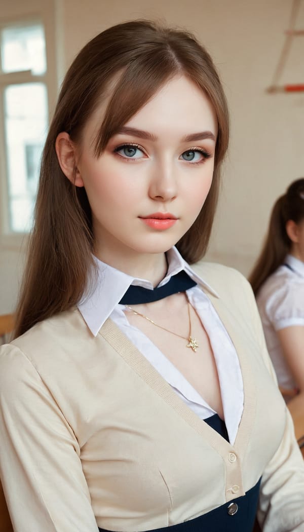 Tags: 21872187, SDXL
{"3": {"inputs": {"seed": 794469107722938, "steps": 64, "cfg": 6.01, "sampler_name": "dpmpp_2m", "scheduler": "karras", "denoise": 1.0, "model": ["27", 0], "positive": ["6", 0], "negative": ["7", 0], "latent_image": ["5", 0]}, "class_type": "KSampler"}, "4": {"inputs": {"ckpt_name": "juggernautXL_v8Rundiffusion.safetensors"}, "class_type": "CheckpointLoaderSimple"}, "5": {"inputs": {"width": 768, "height": 1344, "batch_size": 1}, "class_type": "EmptyLatentImage"}, "6": {"inputs": {"text": "26 year old girl, (russian:1.05), (slim:0.96), (seductive pose:1.06), (blush:1.00), (beautiful eyes:1.13), (idol:1.13), (sexy lips:0.98), (detailed face:0.99), (pale skin:1.14), (seductive facial expression:1.11), (cute:0.98), (double eyelids:1.01), (temptress:1.04), (in a seductive pose:1.05), (large perky breasts:1.01), (cleavage:1.05), (thigh gap:1.01), (school uniform:1.13), choker, busy street, (RAW:1.02), (skin fuzz:1.03), (soft lighting:1.06), (film:1.02), (detailed skin:1.06), (natural looking skin:1.00), (candid cinema:1.08), (portra:1.03), (textured skin:1.00)", "clip": ["27", 1]}, "class_type": "CLIPTextEncode"}, "7": {"inputs": {"text": "(watermark:1.11), (worst quality:1.05), (twisted:1.06), (open mouth:1.05), (distorted:1.08), (low resolution:1.10), (bad hands:1.05)", "clip": ["27", 1]}, "class_type": "CLIPTextEncode"}, "8": {"inputs": {"samples": ["3", 0], "vae": ["4", 2]}, "class_type": "VAEDecode"}, "25": {"inputs": {"lora_name": "nudify_xl.safetensors", "strength_model": 0.14, "strength_clip": 0.04, "model": ["4", 0], "clip": ["4", 1]}, "class_type": "LoraLoader"}, "26": {"inputs": {"lora_name": "shirtlift_SDXL_v2.safetensors", "strength_model": 0.02, "strength_clip": 0.17, "model": ["25", 0], "clip": ["25", 1]}, "class_type": "LoraLoader"}, "27": {"inputs": {"lora_name": "PerfectEyesXL.safetensors", "strength_model": 0.19, "strength_clip": 0.16, "model": ["26", 0], "clip": ["26", 1]}, "class_type": "LoraLoader"}, "30": {"inputs": {"model_name": "4x_NMKD-Superscale-SP_178000_G.pth"}, "class_type": "UpscaleModelLoader"}, "31": {"inputs": {"upscale_model": ["30", 0], "image": ["8", 0]}, "class_type": "ImageUpscaleWithModel"}, "32": {"inputs": {"upscale_method": "lanczos", "scale_by": 0.5, "image": ["31", 0]}, "class_type": "ImageScaleBy"}, "33": {"inputs": {"pixels": ["32", 0], "vae": ["4", 2]}, "class_type": "VAEEncode"}, "34": {"inputs": {"seed": 794469107722938, "steps": 64, "cfg": 6.01, "sampler_name": "dpmpp_2m", "scheduler": "karras", "denoise": 0.3, "model": ["27", 0], "positive": ["6", 0], "negative": ["7", 0], "latent_image": ["33", 0]}, "class_type": "KSampler"}, "36": {"inputs": {"samples": ["34", 0], "vae": ["4", 2]}, "class_type": "VAEDecode"}, "39": {"inputs": {"filename_prefix": "comfyapi-1707584563456", "images": ["36", 0]}, "class_type": "SaveImage"}}