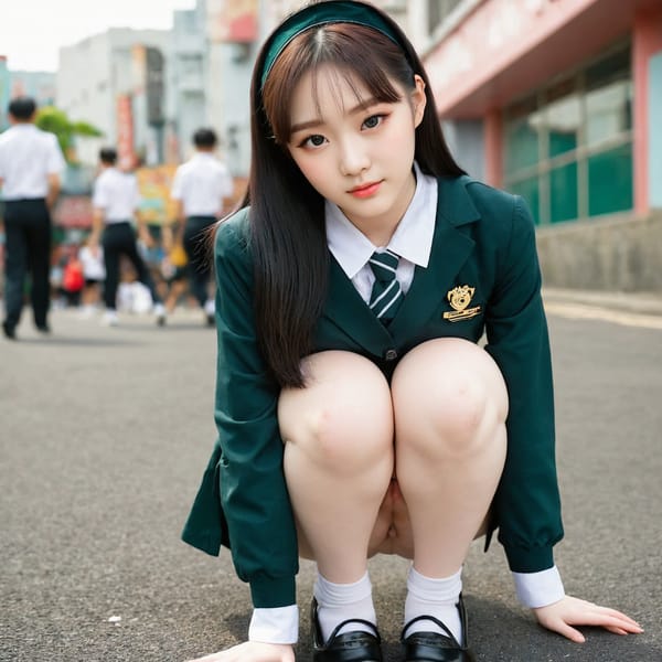 Tags: 21872187, SDXL
{"3": {"inputs": {"seed": 950449168866980, "steps": 32, "cfg": 7.52, "sampler_name": "dpmpp_2m", "scheduler": "karras", "denoise": 1.0, "model": ["27", 0], "positive": ["6", 0], "negative": ["7", 0], "latent_image": ["5", 0]}, "class_type": "KSampler"}, "4": {"inputs": {"ckpt_name": "juggernautXL_v8Rundiffusion.safetensors"}, "class_type": "CheckpointLoaderSimple"}, "5": {"inputs": {"width": 1024, "height": 1024, "batch_size": 1}, "class_type": "EmptyLatentImage"}, "6": {"inputs": {"text": "19 year old girl, (korean:0.99), (irish:1.04), (pale skin:1.05), (cute:1.02), (blush:1.03), (beautiful eyes:0.95), (idol:1.11), (seductive pose:1.03), (slim:1.05), (detailed face:1.06), (double eyelids:1.13), (seductive facial expression:1.07), (temptress:1.01), (on all fours:1.02), (spreading ass cheeks:1.08), (from behind:0.99), (backboob:1.13), (school uniform:1.02), choker, busy street, (skin fuzz:1.05), (textured skin:1.05), (RAW:1.09), (candid cinema:1.04), (portra:1.07), (natural looking skin:1.07), (detailed skin:1.02), (film:1.00), (soft lighting:1.06)", "clip": ["27", 1]}, "class_type": "CLIPTextEncode"}, "7": {"inputs": {"text": "(watermark:1.13), (distorted:1.11), (bad hands:1.05), (open mouth:1.05), (worst quality:1.07), (twisted:1.11), (low resolution:1.09)", "clip": ["27", 1]}, "class_type": "CLIPTextEncode"}, "8": {"inputs": {"samples": ["3", 0], "vae": ["4", 2]}, "class_type": "VAEDecode"}, "25": {"inputs": {"lora_name": "nudify_xl.safetensors", "strength_model": 0.31, "strength_clip": 0.2, "model": ["4", 0], "clip": ["4", 1]}, "class_type": "LoraLoader"}, "26": {"inputs": {"lora_name": "shirtlift_SDXL_v2.safetensors", "strength_model": 0.01, "strength_clip": 0.03, "model": ["25", 0], "clip": ["25", 1]}, "class_type": "LoraLoader"}, "27": {"inputs": {"lora_name": "PerfectEyesXL.safetensors", "strength_model": 0.05, "strength_clip": 0.08, "model": ["26", 0], "clip": ["26", 1]}, "class_type": "LoraLoader"}, "30": {"inputs": {"model_name": "4x_NMKD-Superscale-SP_178000_G.pth"}, "class_type": "UpscaleModelLoader"}, "31": {"inputs": {"upscale_model": ["30", 0], "image": ["8", 0]}, "class_type": "ImageUpscaleWithModel"}, "32": {"inputs": {"upscale_method": "lanczos", "scale_by": 0.5, "image": ["31", 0]}, "class_type": "ImageScaleBy"}, "33": {"inputs": {"pixels": ["32", 0], "vae": ["4", 2]}, "class_type": "VAEEncode"}, "34": {"inputs": {"seed": 950449168866980, "steps": 32, "cfg": 7.52, "sampler_name": "dpmpp_2m", "scheduler": "karras", "denoise": 0.3, "model": ["27", 0], "positive": ["6", 0], "negative": ["7", 0], "latent_image": ["33", 0]}, "class_type": "KSampler"}, "36": {"inputs": {"samples": ["34", 0], "vae": ["4", 2]}, "class_type": "VAEDecode"}, "39": {"inputs": {"filename_prefix": "comfyapi-1707476545944", "images": ["36", 0]}, "class_type": "SaveImage"}}