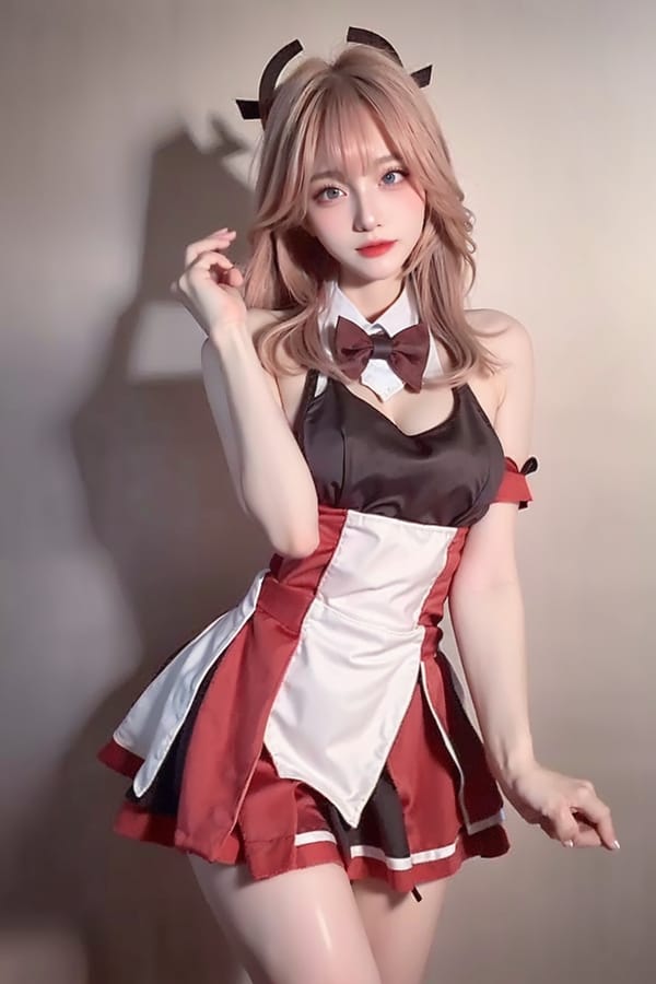 Tags: 21872187
<lora:mix4:0.50>, <lora:koreanDollLikeness:0.38>, <lora:taiwanDollLikeness_v20:0.36>, <lora:YaeMiko_Test:0.79>, (russian:0.94), maid cafe, stockings, (maid costume:1.01), choker, bowtie, headband, (pleated skirt:1.17), (seductive pose:1.13), extremely detailed eyes, cute, (photorealistic:1.13), sexy lips, perky breasts, 4K, RAW, best quality, sharp, (long slim legs:1.15), 1girl, (stunningly attractive:1.12)
Negative prompt: sketches, paintings, anime, black and white, ugly, fat, (worst quality:2.05)
Steps: 32, Sampler: DPM++ 2M Karras, CFG scale: 6.18, Seed: 2345993449, Size: 512x768, Model hash: fc2511737a, Model: chilloutmix_NiPrunedFp32Fix, Seed resize from: -1x-1, Denoising strength: 0.45, Version: v1.2.1, Hires upscale: 2.0, Hires steps: 16, Hires upscaler: ESRGAN_4x
