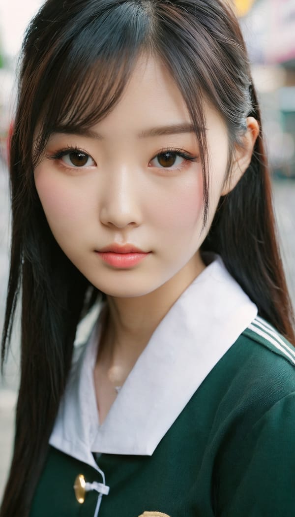 Tags: 21872187, SDXL
{"3": {"inputs": {"seed": 577395136433974, "steps": 32, "cfg": 6.72, "sampler_name": "dpmpp_2m", "scheduler": "karras", "denoise": 1.0, "model": ["27", 0], "positive": ["6", 0], "negative": ["7", 0], "latent_image": ["5", 0]}, "class_type": "KSampler"}, "4": {"inputs": {"ckpt_name": "juggernautxl.safetensors"}, "class_type": "CheckpointLoaderSimple"}, "5": {"inputs": {"width": 768, "height": 1344, "batch_size": 1}, "class_type": "EmptyLatentImage"}, "6": {"inputs": {"text": "24 year old girl, (taiwanese:1.02), (irish:1.06), (temptress:1.02), (slim:1.06), (pale skin:1.05), (sexy lips:1.03), (beautiful eyes:0.95), (blush:0.96), (seductive pose:1.10), (cute:1.07), (eyelashes:1.09), (idol:1.13), (detailed face:1.11), (seductive facial expression:1.14), (double eyelids:0.97), (in a seductive pose:1.03), (large perky breasts:1.00), (cleavage:1.04), (thigh gap:0.95), (school uniform:1.11), choker, busy street, (candid cinema:1.06), (natural looking skin:1.01), (skin fuzz:1.04), (soft lighting:1.01), (film:1.07), (portra:1.06), (textured skin:1.04), (RAW:1.01), (detailed skin:1.04)", "clip": ["27", 1]}, "class_type": "CLIPTextEncode"}, "7": {"inputs": {"text": "(bad hands:1.10), (worst quality:1.09), (twisted:1.06), (open mouth:1.12), (watermark:1.11), (distorted:1.08), (low resolution:1.11)", "clip": ["27", 1]}, "class_type": "CLIPTextEncode"}, "8": {"inputs": {"samples": ["3", 0], "vae": ["4", 2]}, "class_type": "VAEDecode"}, "25": {"inputs": {"lora_name": "nudify_xl.safetensors", "strength_model": 0.16, "strength_clip": 0.32, "model": ["4", 0], "clip": ["4", 1]}, "class_type": "LoraLoader"}, "26": {"inputs": {"lora_name": "shirtlift_SDXL_v2.safetensors", "strength_model": 0.1, "strength_clip": 0.05, "model": ["25", 0], "clip": ["25", 1]}, "class_type": "LoraLoader"}, "27": {"inputs": {"lora_name": "PerfectEyesXL.safetensors", "strength_model": 0.11, "strength_clip": 0.16, "model": ["26", 0], "clip": ["26", 1]}, "class_type": "LoraLoader"}, "30": {"inputs": {"model_name": "4x_NMKD-Superscale-SP_178000_G.pth"}, "class_type": "UpscaleModelLoader"}, "31": {"inputs": {"upscale_model": ["30", 0], "image": ["8", 0]}, "class_type": "ImageUpscaleWithModel"}, "32": {"inputs": {"upscale_method": "lanczos", "scale_by": 0.5, "image": ["31", 0]}, "class_type": "ImageScaleBy"}, "33": {"inputs": {"pixels": ["32", 0], "vae": ["4", 2]}, "class_type": "VAEEncode"}, "34": {"inputs": {"seed": 577395136433974, "steps": 32, "cfg": 6.72, "sampler_name": "dpmpp_2m", "scheduler": "karras", "denoise": 0.3, "model": ["27", 0], "positive": ["6", 0], "negative": ["7", 0], "latent_image": ["33", 0]}, "class_type": "KSampler"}, "36": {"inputs": {"samples": ["34", 0], "vae": ["4", 2]}, "class_type": "VAEDecode"}, "39": {"inputs": {"filename_prefix": "comfyapi-1731086846859", "images": ["36", 0]}, "class_type": "SaveImage"}}