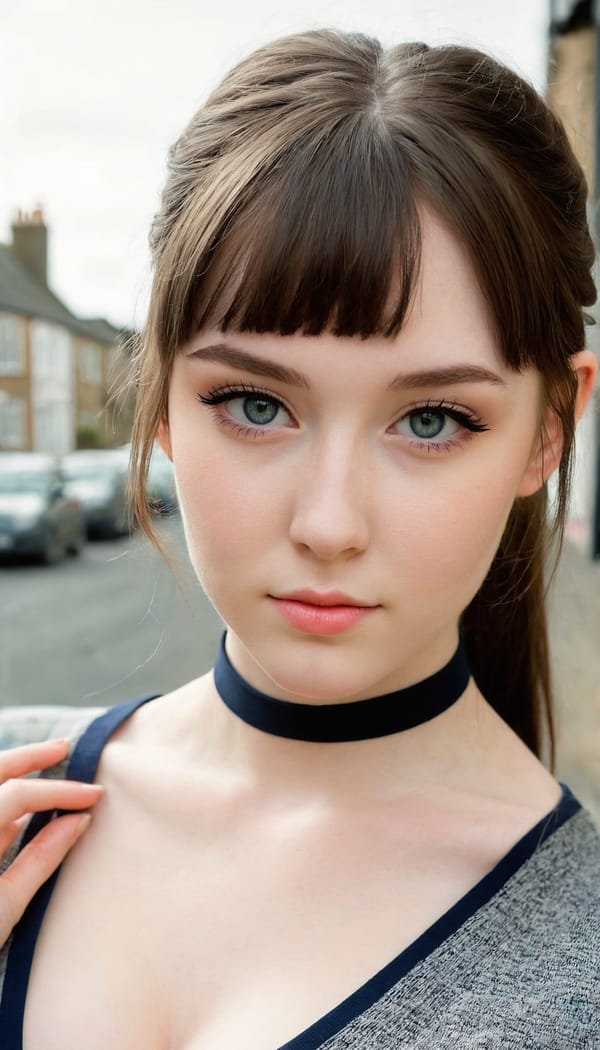 Tags: 21872187, SDXL
{"3": {"inputs": {"seed": 686276570108002, "steps": 64, "cfg": 6.32, "sampler_name": "dpmpp_2m", "scheduler": "karras", "denoise": 1.0, "model": ["27", 0], "positive": ["6", 0], "negative": ["7", 0], "latent_image": ["5", 0]}, "class_type": "KSampler"}, "4": {"inputs": {"ckpt_name": "juggernautXL_v8Rundiffusion.safetensors"}, "class_type": "CheckpointLoaderSimple"}, "5": {"inputs": {"width": 768, "height": 1344, "batch_size": 1}, "class_type": "EmptyLatentImage"}, "6": {"inputs": {"text": "20 year old girl, (irish:1.05), (temptress:1.06), (slim:1.11), (double eyelids:1.00), (idol:1.08), (pale skin:0.99), (beautiful eyes:1.11), (cute:1.08), (seductive facial expression:1.04), (sexy lips:1.02), (detailed face:0.97), (blush:1.04), (seductive pose:1.01), (eyelashes:1.00), (in a seductive pose:1.07), (large perky breasts:0.96), (cleavage:1.13), (thigh gap:1.11), (school uniform:1.02), choker, busy street, (film:1.09), (portra:1.08), (candid cinema:1.09), (skin fuzz:1.06), (textured skin:1.07), (soft lighting:1.08), (natural looking skin:1.03), (detailed skin:1.05), (RAW:1.07)", "clip": ["27", 1]}, "class_type": "CLIPTextEncode"}, "7": {"inputs": {"text": "(watermark:1.09), (twisted:1.07), (open mouth:1.14), (bad hands:1.14), (distorted:1.05), (worst quality:1.12), (low resolution:1.11)", "clip": ["27", 1]}, "class_type": "CLIPTextEncode"}, "8": {"inputs": {"samples": ["3", 0], "vae": ["4", 2]}, "class_type": "VAEDecode"}, "25": {"inputs": {"lora_name": "nudify_xl.safetensors", "strength_model": 0.25, "strength_clip": 0.2, "model": ["4", 0], "clip": ["4", 1]}, "class_type": "LoraLoader"}, "26": {"inputs": {"lora_name": "shirtlift_SDXL_v2.safetensors", "strength_model": 0.07, "strength_clip": 0.12, "model": ["25", 0], "clip": ["25", 1]}, "class_type": "LoraLoader"}, "27": {"inputs": {"lora_name": "PerfectEyesXL.safetensors", "strength_model": 0.14, "strength_clip": 0.18, "model": ["26", 0], "clip": ["26", 1]}, "class_type": "LoraLoader"}, "30": {"inputs": {"model_name": "4x_NMKD-Superscale-SP_178000_G.pth"}, "class_type": "UpscaleModelLoader"}, "31": {"inputs": {"upscale_model": ["30", 0], "image": ["8", 0]}, "class_type": "ImageUpscaleWithModel"}, "32": {"inputs": {"upscale_method": "lanczos", "scale_by": 0.5, "image": ["31", 0]}, "class_type": "ImageScaleBy"}, "33": {"inputs": {"pixels": ["32", 0], "vae": ["4", 2]}, "class_type": "VAEEncode"}, "34": {"inputs": {"seed": 686276570108002, "steps": 64, "cfg": 6.32, "sampler_name": "dpmpp_2m", "scheduler": "karras", "denoise": 0.3, "model": ["27", 0], "positive": ["6", 0], "negative": ["7", 0], "latent_image": ["33", 0]}, "class_type": "KSampler"}, "36": {"inputs": {"samples": ["34", 0], "vae": ["4", 2]}, "class_type": "VAEDecode"}, "39": {"inputs": {"filename_prefix": "comfyapi-1707254931417", "images": ["36", 0]}, "class_type": "SaveImage"}}