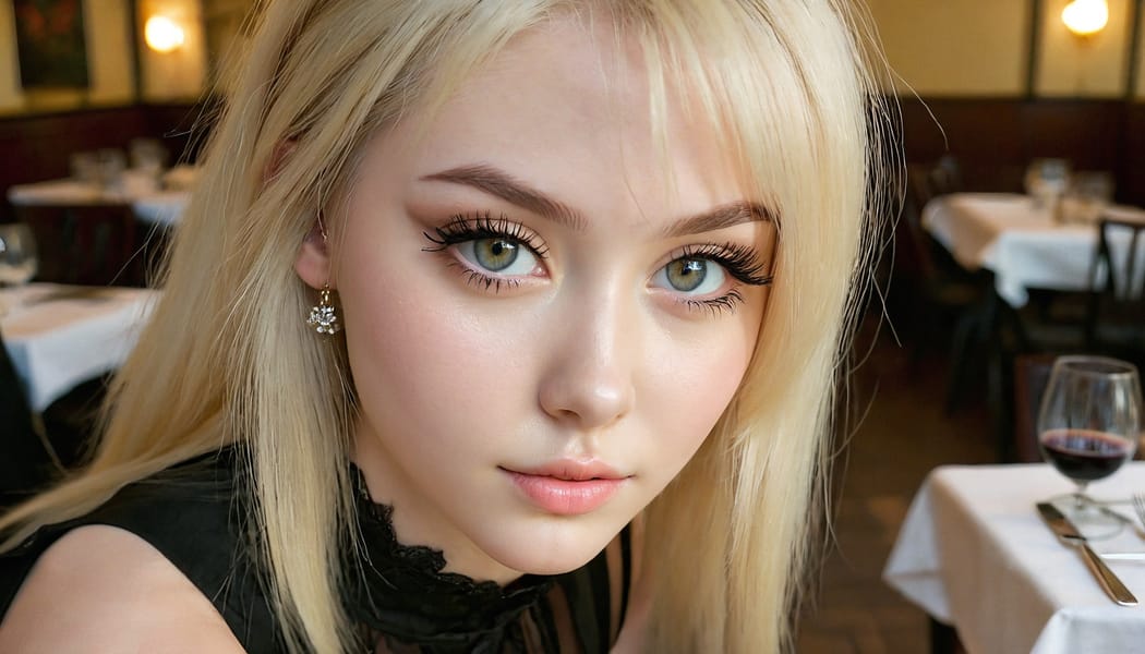 Tags: 21872187, SDXL
{"3": {"inputs": {"seed": 774789105356322, "steps": 32, "cfg": 7.55, "sampler_name": "dpmpp_2m", "scheduler": "karras", "denoise": 1.0, "model": ["27", 0], "positive": ["6", 0], "negative": ["7", 0], "latent_image": ["5", 0]}, "class_type": "KSampler"}, "4": {"inputs": {"ckpt_name": "juggernautxl.safetensors"}, "class_type": "CheckpointLoaderSimple"}, "5": {"inputs": {"width": 1344, "height": 768, "batch_size": 1}, "class_type": "EmptyLatentImage"}, "6": {"inputs": {"text": "18 year old girl, (ukrainian:0.99), (beautiful eyes:1.07), (seductive facial expression:1.11), (idol:1.00), (sexy lips:1.10), (detailed face:1.05), (double eyelids:1.02), (slim:1.01), (blush:1.01), (cute:1.05), (pale skin:1.10), (eyelashes:1.10), (temptress:1.12), (perky ass:0.96), (exposed ass:1.01), (looking back:1.14), (sexy ass:1.13), (thigh gap:1.04), (wearing a little black dress:1.03) at a fine dining restaurant, (natural looking skin:1.02), (candid cinema:1.01), (portra:1.02), (RAW:1.09), (skin fuzz:1.06), (film:1.01), (textured skin:1.03), (soft lighting:1.03), (detailed skin:1.01)", "clip": ["27", 1]}, "class_type": "CLIPTextEncode"}, "7": {"inputs": {"text": "(low resolution:1.05), (worst quality:1.12), (distorted:1.05), (bad hands:1.08), (open mouth:1.13), (twisted:1.11), (watermark:1.12)", "clip": ["27", 1]}, "class_type": "CLIPTextEncode"}, "8": {"inputs": {"samples": ["3", 0], "vae": ["4", 2]}, "class_type": "VAEDecode"}, "25": {"inputs": {"lora_name": "nudify_xl.safetensors", "strength_model": 0.07, "strength_clip": 0.28, "model": ["4", 0], "clip": ["4", 1]}, "class_type": "LoraLoader"}, "26": {"inputs": {"lora_name": "shirtlift_SDXL_v2.safetensors", "strength_model": 0.08, "strength_clip": 0.11, "model": ["25", 0], "clip": ["25", 1]}, "class_type": "LoraLoader"}, "27": {"inputs": {"lora_name": "PerfectEyesXL.safetensors", "strength_model": 0.15, "strength_clip": 0.12, "model": ["26", 0], "clip": ["26", 1]}, "class_type": "LoraLoader"}, "30": {"inputs": {"model_name": "4x_NMKD-Superscale-SP_178000_G.pth"}, "class_type": "UpscaleModelLoader"}, "31": {"inputs": {"upscale_model": ["30", 0], "image": ["8", 0]}, "class_type": "ImageUpscaleWithModel"}, "32": {"inputs": {"upscale_method": "lanczos", "scale_by": 0.5, "image": ["31", 0]}, "class_type": "ImageScaleBy"}, "33": {"inputs": {"pixels": ["32", 0], "vae": ["4", 2]}, "class_type": "VAEEncode"}, "34": {"inputs": {"seed": 774789105356322, "steps": 32, "cfg": 7.55, "sampler_name": "dpmpp_2m", "scheduler": "karras", "denoise": 0.3, "model": ["27", 0], "positive": ["6", 0], "negative": ["7", 0], "latent_image": ["33", 0]}, "class_type": "KSampler"}, "36": {"inputs": {"samples": ["34", 0], "vae": ["4", 2]}, "class_type": "VAEDecode"}, "39": {"inputs": {"filename_prefix": "comfyapi-1732197660947", "images": ["36", 0]}, "class_type": "SaveImage"}}