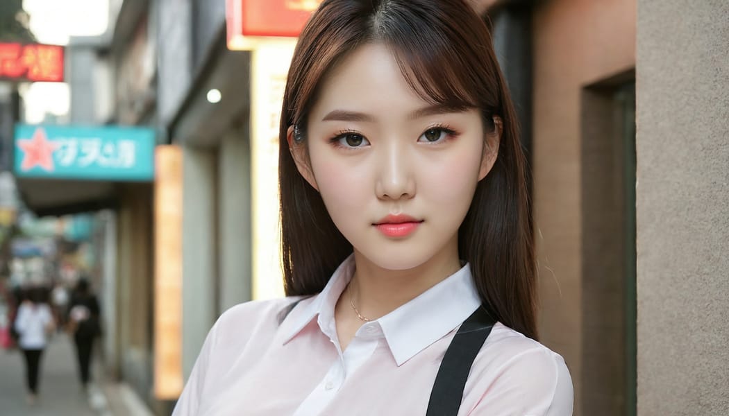 Tags: 21872187, SDXL
{"3": {"inputs": {"seed": 931662809776031, "steps": 64, "cfg": 6.11, "sampler_name": "dpmpp_2m", "scheduler": "karras", "denoise": 1.0, "model": ["27", 0], "positive": ["6", 0], "negative": ["7", 0], "latent_image": ["5", 0]}, "class_type": "KSampler"}, "4": {"inputs": {"ckpt_name": "juggernautXL_v8Rundiffusion.safetensors"}, "class_type": "CheckpointLoaderSimple"}, "5": {"inputs": {"width": 1344, "height": 768, "batch_size": 1}, "class_type": "EmptyLatentImage"}, "6": {"inputs": {"text": "23 year old girl, (korean:1.13), (seductive facial expression:0.98), (seductive pose:1.05), (sexy lips:1.01), (slim:0.96), (blush:1.06), (double eyelids:1.02), (pale skin:1.05), (beautiful eyes:1.07), (temptress:1.01), (eyelashes:0.95), (detailed face:0.98), (perky ass:1.06), (exposed ass:1.11), (looking back:1.11), (sexy ass:1.11), (thigh gap:0.97), (school uniform:0.96), choker, busy street, (candid cinema:1.00), (soft lighting:1.01), (natural looking skin:1.07), (detailed skin:1.08), (film:1.02), (RAW:1.00), (portra:1.03), (textured skin:1.05), (skin fuzz:1.03)", "clip": ["27", 1]}, "class_type": "CLIPTextEncode"}, "7": {"inputs": {"text": "(distorted:1.05), (low resolution:1.10), (watermark:1.06), (twisted:1.06), (open mouth:1.07), (bad hands:1.14), (worst quality:1.08)", "clip": ["27", 1]}, "class_type": "CLIPTextEncode"}, "8": {"inputs": {"samples": ["3", 0], "vae": ["4", 2]}, "class_type": "VAEDecode"}, "25": {"inputs": {"lora_name": "nudify_xl.safetensors", "strength_model": 0.0, "strength_clip": 0.08, "model": ["4", 0], "clip": ["4", 1]}, "class_type": "LoraLoader"}, "26": {"inputs": {"lora_name": "shirtlift_SDXL_v2.safetensors", "strength_model": 0.12, "strength_clip": 0.19, "model": ["25", 0], "clip": ["25", 1]}, "class_type": "LoraLoader"}, "27": {"inputs": {"lora_name": "PerfectEyesXL.safetensors", "strength_model": 0.14, "strength_clip": 0.14, "model": ["26", 0], "clip": ["26", 1]}, "class_type": "LoraLoader"}, "30": {"inputs": {"model_name": "4x_NMKD-Superscale-SP_178000_G.pth"}, "class_type": "UpscaleModelLoader"}, "31": {"inputs": {"upscale_model": ["30", 0], "image": ["8", 0]}, "class_type": "ImageUpscaleWithModel"}, "32": {"inputs": {"upscale_method": "lanczos", "scale_by": 0.5, "image": ["31", 0]}, "class_type": "ImageScaleBy"}, "33": {"inputs": {"pixels": ["32", 0], "vae": ["4", 2]}, "class_type": "VAEEncode"}, "34": {"inputs": {"seed": 931662809776031, "steps": 64, "cfg": 6.11, "sampler_name": "dpmpp_2m", "scheduler": "karras", "denoise": 0.3, "model": ["27", 0], "positive": ["6", 0], "negative": ["7", 0], "latent_image": ["33", 0]}, "class_type": "KSampler"}, "36": {"inputs": {"samples": ["34", 0], "vae": ["4", 2]}, "class_type": "VAEDecode"}, "39": {"inputs": {"filename_prefix": "comfyapi-1707945576867", "images": ["36", 0]}, "class_type": "SaveImage"}}