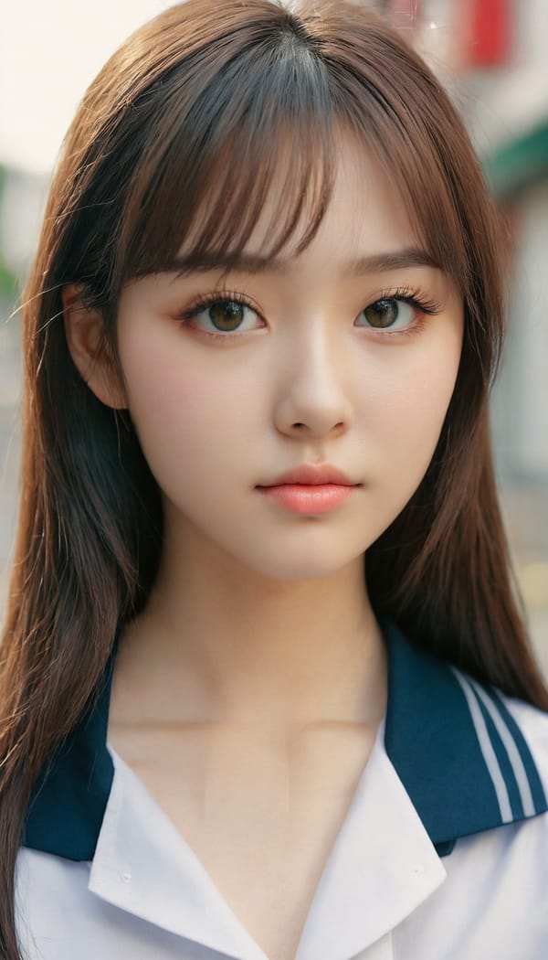 Tags: 21872187, SDXL
{"3": {"inputs": {"seed": 749708292747872, "steps": 64, "cfg": 6.02, "sampler_name": "dpmpp_2m", "scheduler": "karras", "denoise": 1.0, "model": ["27", 0], "positive": ["6", 0], "negative": ["7", 0], "latent_image": ["5", 0]}, "class_type": "KSampler"}, "4": {"inputs": {"ckpt_name": "juggernautxl.safetensors"}, "class_type": "CheckpointLoaderSimple"}, "5": {"inputs": {"width": 768, "height": 1344, "batch_size": 1}, "class_type": "EmptyLatentImage"}, "6": {"inputs": {"text": "22 year old girl, (slim:1.11), (beautiful eyes:0.99), (double eyelids:1.07), (eyelashes:1.04), (pale skin:0.95), (temptress:1.06), (detailed face:1.07), (cute:1.04), (seductive facial expression:0.96), (idol:0.99), (sexy lips:1.07), (seductive pose:1.01), (in a seductive pose:1.00), (large perky breasts:1.10), (cleavage:1.14), (thigh gap:1.04), (school uniform:1.10), choker, busy street, (textured skin:1.06), (RAW:1.03), (candid cinema:1.05), (natural looking skin:1.09), (film:1.09), (skin fuzz:1.02), (portra:1.05), (soft lighting:1.09), (detailed skin:1.08)", "clip": ["27", 1]}, "class_type": "CLIPTextEncode"}, "7": {"inputs": {"text": "(worst quality:1.09), (low resolution:1.10), (bad hands:1.08), (open mouth:1.10), (twisted:1.08), (watermark:1.09), (distorted:1.05)", "clip": ["27", 1]}, "class_type": "CLIPTextEncode"}, "8": {"inputs": {"samples": ["3", 0], "vae": ["4", 2]}, "class_type": "VAEDecode"}, "25": {"inputs": {"lora_name": "nudify_xl.safetensors", "strength_model": 0.32, "strength_clip": 0.29, "model": ["4", 0], "clip": ["4", 1]}, "class_type": "LoraLoader"}, "26": {"inputs": {"lora_name": "shirtlift_SDXL_v2.safetensors", "strength_model": 0.09, "strength_clip": 0.03, "model": ["25", 0], "clip": ["25", 1]}, "class_type": "LoraLoader"}, "27": {"inputs": {"lora_name": "PerfectEyesXL.safetensors", "strength_model": 0.13, "strength_clip": 0.04, "model": ["26", 0], "clip": ["26", 1]}, "class_type": "LoraLoader"}, "30": {"inputs": {"model_name": "4x_NMKD-Superscale-SP_178000_G.pth"}, "class_type": "UpscaleModelLoader"}, "31": {"inputs": {"upscale_model": ["30", 0], "image": ["8", 0]}, "class_type": "ImageUpscaleWithModel"}, "32": {"inputs": {"upscale_method": "lanczos", "scale_by": 0.5, "image": ["31", 0]}, "class_type": "ImageScaleBy"}, "33": {"inputs": {"pixels": ["32", 0], "vae": ["4", 2]}, "class_type": "VAEEncode"}, "34": {"inputs": {"seed": 749708292747872, "steps": 64, "cfg": 6.02, "sampler_name": "dpmpp_2m", "scheduler": "karras", "denoise": 0.3, "model": ["27", 0], "positive": ["6", 0], "negative": ["7", 0], "latent_image": ["33", 0]}, "class_type": "KSampler"}, "36": {"inputs": {"samples": ["34", 0], "vae": ["4", 2]}, "class_type": "VAEDecode"}, "39": {"inputs": {"filename_prefix": "comfyapi-1735820184013", "images": ["36", 0]}, "class_type": "SaveImage"}}