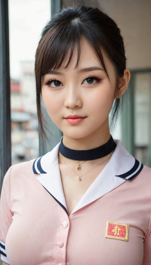 Tags: 21872187, SDXL
{"3": {"inputs": {"seed": 712225271066710, "steps": 32, "cfg": 6.5, "sampler_name": "dpmpp_2m", "scheduler": "karras", "denoise": 1.0, "model": ["27", 0], "positive": ["6", 0], "negative": ["7", 0], "latent_image": ["5", 0]}, "class_type": "KSampler"}, "4": {"inputs": {"ckpt_name": "juggernautXL_v8Rundiffusion.safetensors"}, "class_type": "CheckpointLoaderSimple"}, "5": {"inputs": {"width": 768, "height": 1344, "batch_size": 1}, "class_type": "EmptyLatentImage"}, "6": {"inputs": {"text": "25 year old girl, (ukrainian:0.97), (japanese:0.99), (chinese:1.11), (beautiful eyes:1.02), (temptress:0.97), (eyelashes:1.14), (sexy lips:1.05), (seductive pose:1.09), (seductive facial expression:0.97), (slim:1.00), (detailed face:0.99), (cute:1.07), (idol:1.02), (blush:1.02), (double eyelids:0.97), (pale skin:1.09), (in a seductive pose:0.99), (large perky breasts:1.14), (cleavage:1.05), (thigh gap:1.00), (school uniform:1.12), choker, busy street, (portra:1.09), (RAW:1.01), (detailed skin:1.01), (soft lighting:1.02), (textured skin:1.06), (candid cinema:1.01), (natural looking skin:1.02), (film:1.03)", "clip": ["27", 1]}, "class_type": "CLIPTextEncode"}, "7": {"inputs": {"text": "(low resolution:1.11), (watermark:1.09), (worst quality:1.13), (distorted:1.13), (open mouth:1.10), (bad hands:1.08), (twisted:1.05)", "clip": ["27", 1]}, "class_type": "CLIPTextEncode"}, "8": {"inputs": {"samples": ["3", 0], "vae": ["4", 2]}, "class_type": "VAEDecode"}, "25": {"inputs": {"lora_name": "nudify_xl.safetensors", "strength_model": 0.16, "strength_clip": 0.2, "model": ["4", 0], "clip": ["4", 1]}, "class_type": "LoraLoader"}, "26": {"inputs": {"lora_name": "shirtlift_SDXL_v2.safetensors", "strength_model": 0.02, "strength_clip": 0.1, "model": ["25", 0], "clip": ["25", 1]}, "class_type": "LoraLoader"}, "27": {"inputs": {"lora_name": "PerfectEyesXL.safetensors", "strength_model": 0.09, "strength_clip": 0.03, "model": ["26", 0], "clip": ["26", 1]}, "class_type": "LoraLoader"}, "30": {"inputs": {"model_name": "4x_NMKD-Superscale-SP_178000_G.pth"}, "class_type": "UpscaleModelLoader"}, "31": {"inputs": {"upscale_model": ["30", 0], "image": ["8", 0]}, "class_type": "ImageUpscaleWithModel"}, "32": {"inputs": {"upscale_method": "lanczos", "scale_by": 0.5, "image": ["31", 0]}, "class_type": "ImageScaleBy"}, "33": {"inputs": {"pixels": ["32", 0], "vae": ["4", 2]}, "class_type": "VAEEncode"}, "34": {"inputs": {"seed": 712225271066710, "steps": 32, "cfg": 6.5, "sampler_name": "dpmpp_2m", "scheduler": "karras", "denoise": 0.3, "model": ["27", 0], "positive": ["6", 0], "negative": ["7", 0], "latent_image": ["33", 0]}, "class_type": "KSampler"}, "36": {"inputs": {"samples": ["34", 0], "vae": ["4", 2]}, "class_type": "VAEDecode"}, "39": {"inputs": {"filename_prefix": "comfyapi-1707949552003", "images": ["36", 0]}, "class_type": "SaveImage"}}