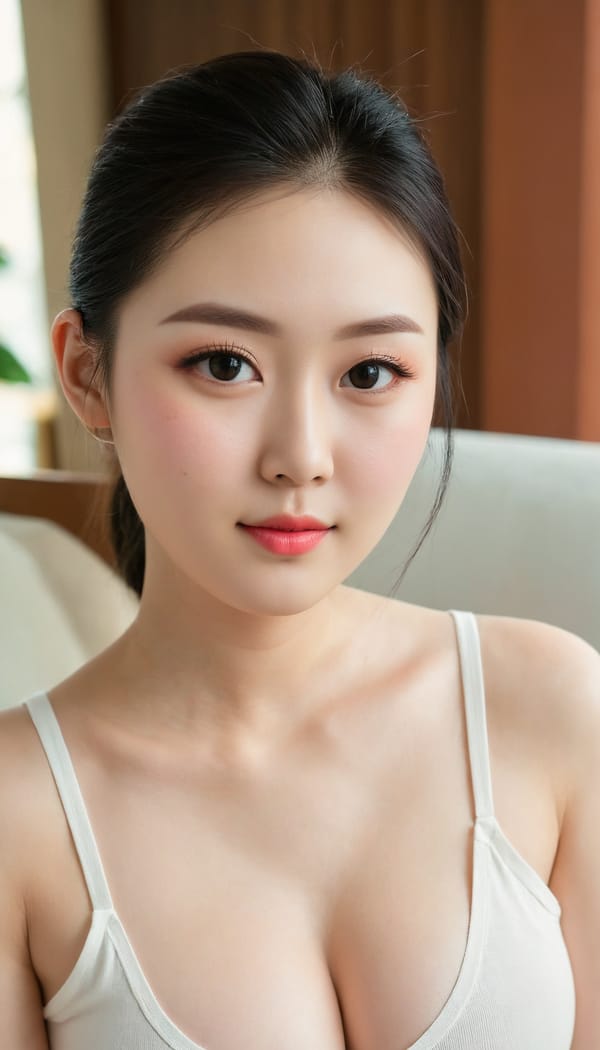 Tags: 21872187, SDXL
{"3": {"inputs": {"seed": 942204306503745, "steps": 64, "cfg": 6.06, "sampler_name": "dpmpp_2m", "scheduler": "karras", "denoise": 1.0, "model": ["27", 0], "positive": ["6", 0], "negative": ["7", 0], "latent_image": ["5", 0]}, "class_type": "KSampler"}, "4": {"inputs": {"ckpt_name": "juggernautXL_v8Rundiffusion.safetensors"}, "class_type": "CheckpointLoaderSimple"}, "5": {"inputs": {"width": 768, "height": 1344, "batch_size": 1}, "class_type": "EmptyLatentImage"}, "6": {"inputs": {"text": "26 year old girl, (irish:1.10), (taiwanese:1.14), (korean:1.02), (sexy lips:1.04), (idol:0.96), (pale skin:1.01), (eyelashes:1.09), (beautiful eyes:1.10), (detailed face:1.04), (blush:1.14), (double eyelids:1.13), (cute:1.08), (seductive facial expression:1.05), (slim:1.01), (temptress:1.00), (seductive pose:0.99), (in a seductive pose:0.98), (large perky breasts:1.08), (cleavage:1.03), (thigh gap:0.95), (white tanktop:1.08), busy street, (textured skin:1.08), (soft lighting:1.04), (candid cinema:1.01), (natural looking skin:1.03), (RAW:1.07), (skin fuzz:1.07), (detailed skin:1.07), (film:1.02), (portra:1.07)", "clip": ["27", 1]}, "class_type": "CLIPTextEncode"}, "7": {"inputs": {"text": "(distorted:1.10), (watermark:1.07), (open mouth:1.14), (worst quality:1.10), (low resolution:1.11), (bad hands:1.06), (twisted:1.09)", "clip": ["27", 1]}, "class_type": "CLIPTextEncode"}, "8": {"inputs": {"samples": ["3", 0], "vae": ["4", 2]}, "class_type": "VAEDecode"}, "25": {"inputs": {"lora_name": "nudify_xl.safetensors", "strength_model": 0.31, "strength_clip": 0.2, "model": ["4", 0], "clip": ["4", 1]}, "class_type": "LoraLoader"}, "26": {"inputs": {"lora_name": "shirtlift_SDXL_v2.safetensors", "strength_model": 0.02, "strength_clip": 0.07, "model": ["25", 0], "clip": ["25", 1]}, "class_type": "LoraLoader"}, "27": {"inputs": {"lora_name": "PerfectEyesXL.safetensors", "strength_model": 0.06, "strength_clip": 0.15, "model": ["26", 0], "clip": ["26", 1]}, "class_type": "LoraLoader"}, "30": {"inputs": {"model_name": "4x_NMKD-Superscale-SP_178000_G.pth"}, "class_type": "UpscaleModelLoader"}, "31": {"inputs": {"upscale_model": ["30", 0], "image": ["8", 0]}, "class_type": "ImageUpscaleWithModel"}, "32": {"inputs": {"upscale_method": "lanczos", "scale_by": 0.5, "image": ["31", 0]}, "class_type": "ImageScaleBy"}, "33": {"inputs": {"pixels": ["32", 0], "vae": ["4", 2]}, "class_type": "VAEEncode"}, "34": {"inputs": {"seed": 942204306503745, "steps": 64, "cfg": 6.06, "sampler_name": "dpmpp_2m", "scheduler": "karras", "denoise": 0.3, "model": ["27", 0], "positive": ["6", 0], "negative": ["7", 0], "latent_image": ["33", 0]}, "class_type": "KSampler"}, "36": {"inputs": {"samples": ["34", 0], "vae": ["4", 2]}, "class_type": "VAEDecode"}, "39": {"inputs": {"filename_prefix": "comfyapi-1707267626778", "images": ["36", 0]}, "class_type": "SaveImage"}}