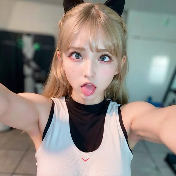 Tags: 21872187
<lora:JapaneseDollLikeness_v15:0.80>, (russian:0.98), (gym outfit:1.16), gym, <lora:ahegao-x-v4:0.63>, ahegao face, pleasure, extremely detailed eyes, extremely detailed face, sexy lips, seductive smile, double eyelids, eyelashes, perky breasts, full body portrait, 4K, sharp, tall, (long slim legs:1.19), (thigh gap:1.02), blush, solo, (stunningly attractive:1.13), (dramatic:0.98)
Negative prompt: sketches, black and white, disfigured, (worst quality:1.94)
Steps: 48, Sampler: DPM++ 2M Karras, CFG scale: 5.83, Seed: 854562149, Size: 512x512, Model hash: fc2511737a, Model: chilloutmix_NiPrunedFp32Fix, Seed resize from: -1x-1, Denoising strength: 0.4, Version: v1.2.1, Hires upscale: 2.0, Hires steps: 16, Hires upscaler: ESRGAN_4x
