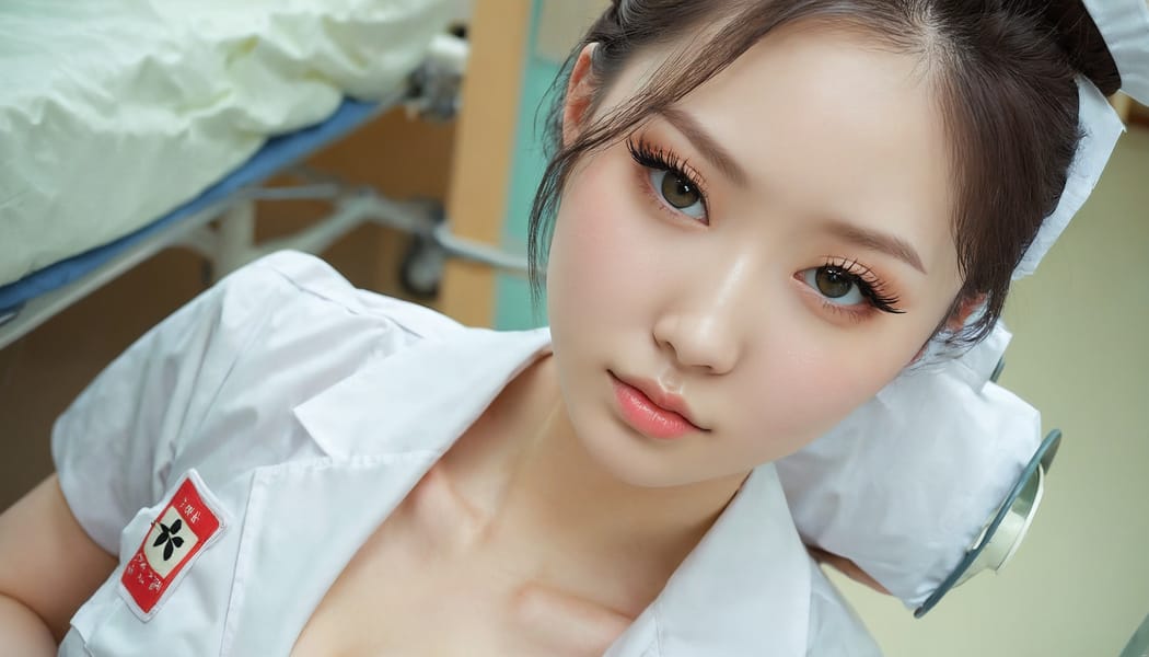 Tags: 21872187, SDXL
{"3": {"inputs": {"seed": 960645708321938, "steps": 64, "cfg": 6.91, "sampler_name": "dpmpp_2m", "scheduler": "karras", "denoise": 1.0, "model": ["27", 0], "positive": ["6", 0], "negative": ["7", 0], "latent_image": ["5", 0]}, "class_type": "KSampler"}, "4": {"inputs": {"ckpt_name": "juggernautxl.safetensors"}, "class_type": "CheckpointLoaderSimple"}, "5": {"inputs": {"width": 1344, "height": 768, "batch_size": 1}, "class_type": "EmptyLatentImage"}, "6": {"inputs": {"text": "19 year old girl, (russian:0.96), (japanese:1.14), (eyelashes:1.10), (cute:0.98), (seductive pose:1.01), (pale skin:0.96), (seductive facial expression:1.12), (double eyelids:1.06), (temptress:1.10), (idol:1.11), (sexy lips:1.11), (slim:1.00), (beautiful eyes:1.06), (in a seductive pose:1.07), (large perky breasts:0.97), (cleavage:1.08), (thigh gap:1.00), (nurse in uniform:1.12) working in a hospital ward, (detailed skin:1.03), (textured skin:1.01), (soft lighting:1.00), (RAW:1.09), (skin fuzz:1.05), (natural looking skin:1.01), (film:1.00), (candid cinema:1.08), (portra:1.09)", "clip": ["27", 1]}, "class_type": "CLIPTextEncode"}, "7": {"inputs": {"text": "(bad hands:1.07), (twisted:1.13), (watermark:1.08), (low resolution:1.07), (distorted:1.07), (open mouth:1.06), (worst quality:1.10)", "clip": ["27", 1]}, "class_type": "CLIPTextEncode"}, "8": {"inputs": {"samples": ["3", 0], "vae": ["4", 2]}, "class_type": "VAEDecode"}, "25": {"inputs": {"lora_name": "nudify_xl.safetensors", "strength_model": 0.16, "strength_clip": 0.34, "model": ["4", 0], "clip": ["4", 1]}, "class_type": "LoraLoader"}, "26": {"inputs": {"lora_name": "shirtlift_SDXL_v2.safetensors", "strength_model": 0.02, "strength_clip": 0.09, "model": ["25", 0], "clip": ["25", 1]}, "class_type": "LoraLoader"}, "27": {"inputs": {"lora_name": "PerfectEyesXL.safetensors", "strength_model": 0.15, "strength_clip": 0.18, "model": ["26", 0], "clip": ["26", 1]}, "class_type": "LoraLoader"}, "30": {"inputs": {"model_name": "4x_NMKD-Superscale-SP_178000_G.pth"}, "class_type": "UpscaleModelLoader"}, "31": {"inputs": {"upscale_model": ["30", 0], "image": ["8", 0]}, "class_type": "ImageUpscaleWithModel"}, "32": {"inputs": {"upscale_method": "lanczos", "scale_by": 0.5, "image": ["31", 0]}, "class_type": "ImageScaleBy"}, "33": {"inputs": {"pixels": ["32", 0], "vae": ["4", 2]}, "class_type": "VAEEncode"}, "34": {"inputs": {"seed": 960645708321938, "steps": 64, "cfg": 6.91, "sampler_name": "dpmpp_2m", "scheduler": "karras", "denoise": 0.3, "model": ["27", 0], "positive": ["6", 0], "negative": ["7", 0], "latent_image": ["33", 0]}, "class_type": "KSampler"}, "36": {"inputs": {"samples": ["34", 0], "vae": ["4", 2]}, "class_type": "VAEDecode"}, "39": {"inputs": {"filename_prefix": "comfyapi-1718249086584", "images": ["36", 0]}, "class_type": "SaveImage"}}