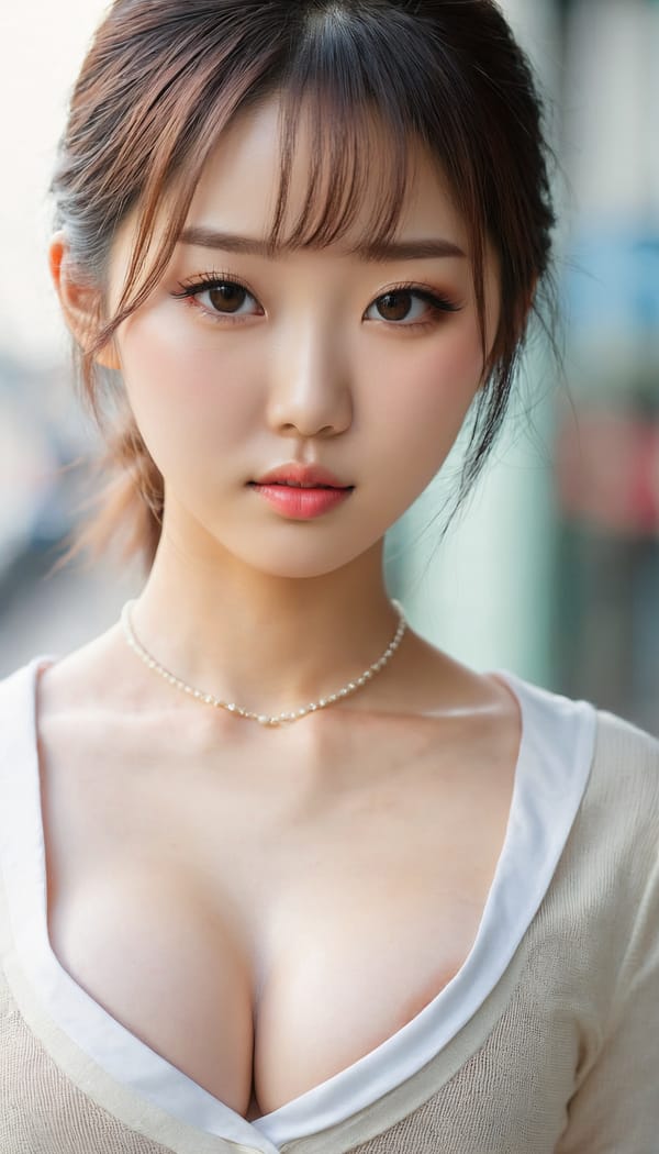 Tags: 21872187, SDXL
{"3": {"inputs": {"seed": 910996946077701, "steps": 32, "cfg": 6.72, "sampler_name": "dpmpp_2m", "scheduler": "karras", "denoise": 1.0, "model": ["27", 0], "positive": ["6", 0], "negative": ["7", 0], "latent_image": ["5", 0]}, "class_type": "KSampler"}, "4": {"inputs": {"ckpt_name": "juggernautxl.safetensors"}, "class_type": "CheckpointLoaderSimple"}, "5": {"inputs": {"width": 768, "height": 1344, "batch_size": 1}, "class_type": "EmptyLatentImage"}, "6": {"inputs": {"text": "25 year old girl, (korean:1.03), (chinese:0.98), (detailed face:1.09), (seductive facial expression:0.95), (eyelashes:1.01), (pale skin:0.97), (cute:1.12), (idol:1.07), (seductive pose:1.12), (temptress:1.11), (sexy lips:0.98), (blush:1.06), (double eyelids:1.05), (beautiful eyes:0.98), (slim:1.07), (in a seductive pose:1.12), (large perky breasts:1.14), (cleavage:1.07), (thigh gap:1.09), (school uniform:0.98), choker, busy street, (detailed skin:1.03), (textured skin:1.03), (soft lighting:1.07), (natural looking skin:1.01), (candid cinema:1.02), (portra:1.02), (film:1.01), (RAW:1.05), (skin fuzz:1.07)", "clip": ["27", 1]}, "class_type": "CLIPTextEncode"}, "7": {"inputs": {"text": "(low resolution:1.08), (twisted:1.14), (worst quality:1.06), (open mouth:1.14), (bad hands:1.11), (distorted:1.14), (watermark:1.07)", "clip": ["27", 1]}, "class_type": "CLIPTextEncode"}, "8": {"inputs": {"samples": ["3", 0], "vae": ["4", 2]}, "class_type": "VAEDecode"}, "25": {"inputs": {"lora_name": "nudify_xl.safetensors", "strength_model": 0.1, "strength_clip": 0.01, "model": ["4", 0], "clip": ["4", 1]}, "class_type": "LoraLoader"}, "26": {"inputs": {"lora_name": "shirtlift_SDXL_v2.safetensors", "strength_model": 0.05, "strength_clip": 0.03, "model": ["25", 0], "clip": ["25", 1]}, "class_type": "LoraLoader"}, "27": {"inputs": {"lora_name": "PerfectEyesXL.safetensors", "strength_model": 0.17, "strength_clip": 0.18, "model": ["26", 0], "clip": ["26", 1]}, "class_type": "LoraLoader"}, "30": {"inputs": {"model_name": "4x_NMKD-Superscale-SP_178000_G.pth"}, "class_type": "UpscaleModelLoader"}, "31": {"inputs": {"upscale_model": ["30", 0], "image": ["8", 0]}, "class_type": "ImageUpscaleWithModel"}, "32": {"inputs": {"upscale_method": "lanczos", "scale_by": 0.5, "image": ["31", 0]}, "class_type": "ImageScaleBy"}, "33": {"inputs": {"pixels": ["32", 0], "vae": ["4", 2]}, "class_type": "VAEEncode"}, "34": {"inputs": {"seed": 910996946077701, "steps": 32, "cfg": 6.72, "sampler_name": "dpmpp_2m", "scheduler": "karras", "denoise": 0.3, "model": ["27", 0], "positive": ["6", 0], "negative": ["7", 0], "latent_image": ["33", 0]}, "class_type": "KSampler"}, "36": {"inputs": {"samples": ["34", 0], "vae": ["4", 2]}, "class_type": "VAEDecode"}, "39": {"inputs": {"filename_prefix": "comfyapi-1733710012459", "images": ["36", 0]}, "class_type": "SaveImage"}}